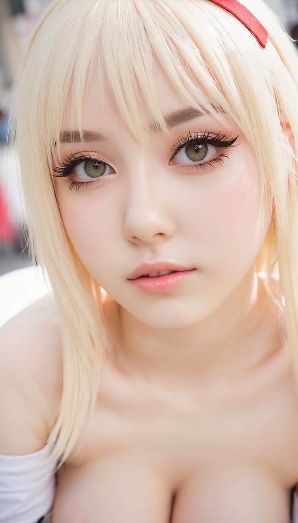 Tags: 21872187, SDXL
{"3": {"inputs": {"seed": 252004400965684, "steps": 32, "cfg": 6.25, "sampler_name": "dpmpp_2m", "scheduler": "karras", "denoise": 1.0, "model": ["27", 0], "positive": ["6", 0], "negative": ["7", 0], "latent_image": ["5", 0]}, "class_type": "KSampler"}, "4": {"inputs": {"ckpt_name": "juggernautxl.safetensors"}, "class_type": "CheckpointLoaderSimple"}, "5": {"inputs": {"width": 768, "height": 1344, "batch_size": 1}, "class_type": "EmptyLatentImage"}, "6": {"inputs": {"text": "20 year old girl, (beautiful eyes:1.12), (seductive facial expression:1.13), (pale skin:0.97), (blush:1.00), (idol:1.01), (detailed face:1.02), (seductive pose:1.10), (eyelashes:1.03), (slim:1.13), (cute:1.10), (sexy lips:0.96), (double eyelids:0.96), (on all fours:1.00), (spreading ass cheeks:1.01), (from behind:0.97), (backboob:1.01), (in a cosplay:1.08) at comiket posing for camera, (detailed skin:1.01), (film:1.03), (candid cinema:1.06), (skin fuzz:1.05), (RAW:1.01), (portra:1.00), (soft lighting:1.02), (textured skin:1.01), (natural looking skin:1.03)", "clip": ["27", 1]}, "class_type": "CLIPTextEncode"}, "7": {"inputs": {"text": "(worst quality:1.10), (watermark:1.13), (distorted:1.11), (bad hands:1.05), (low resolution:1.12), (open mouth:1.08), (twisted:1.12)", "clip": ["27", 1]}, "class_type": "CLIPTextEncode"}, "8": {"inputs": {"samples": ["3", 0], "vae": ["4", 2]}, "class_type": "VAEDecode"}, "25": {"inputs": {"lora_name": "nudify_xl.safetensors", "strength_model": 0.24, "strength_clip": 0.06, "model": ["4", 0], "clip": ["4", 1]}, "class_type": "LoraLoader"}, "26": {"inputs": {"lora_name": "shirtlift_SDXL_v2.safetensors", "strength_model": 0.17, "strength_clip": 0.11, "model": ["25", 0], "clip": ["25", 1]}, "class_type": "LoraLoader"}, "27": {"inputs": {"lora_name": "PerfectEyesXL.safetensors", "strength_model": 0.08, "strength_clip": 0.01, "model": ["26", 0], "clip": ["26", 1]}, "class_type": "LoraLoader"}, "30": {"inputs": {"model_name": "4x_NMKD-Superscale-SP_178000_G.pth"}, "class_type": "UpscaleModelLoader"}, "31": {"inputs": {"upscale_model": ["30", 0], "image": ["8", 0]}, "class_type": "ImageUpscaleWithModel"}, "32": {"inputs": {"upscale_method": "lanczos", "scale_by": 0.5, "image": ["31", 0]}, "class_type": "ImageScaleBy"}, "33": {"inputs": {"pixels": ["32", 0], "vae": ["4", 2]}, "class_type": "VAEEncode"}, "34": {"inputs": {"seed": 252004400965684, "steps": 32, "cfg": 6.25, "sampler_name": "dpmpp_2m", "scheduler": "karras", "denoise": 0.3, "model": ["27", 0], "positive": ["6", 0], "negative": ["7", 0], "latent_image": ["33", 0]}, "class_type": "KSampler"}, "36": {"inputs": {"samples": ["34", 0], "vae": ["4", 2]}, "class_type": "VAEDecode"}, "39": {"inputs": {"filename_prefix": "comfyapi-1724574008084", "images": ["36", 0]}, "class_type": "SaveImage"}}