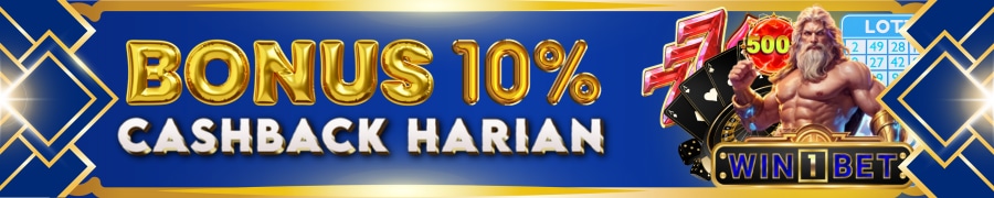 BONUS CASHBACK HARIAN 10%