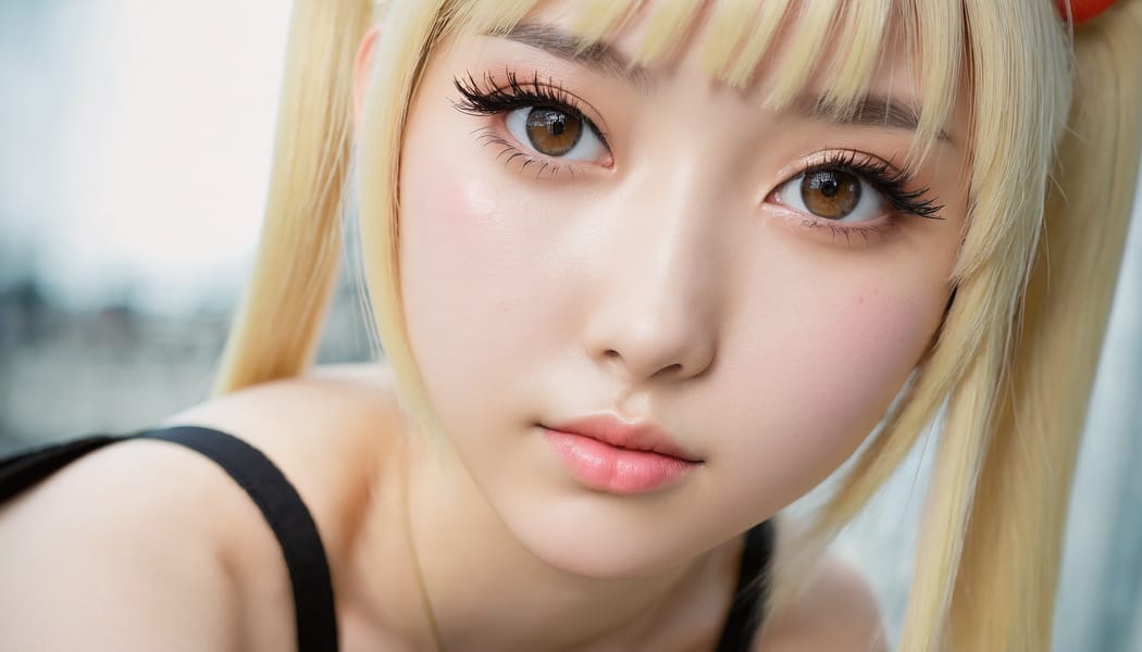 Tags: 21872187, SDXL
{"3": {"inputs": {"seed": 515870815967002, "steps": 64, "cfg": 7.11, "sampler_name": "dpmpp_2m", "scheduler": "karras", "denoise": 1.0, "model": ["27", 0], "positive": ["6", 0], "negative": ["7", 0], "latent_image": ["5", 0]}, "class_type": "KSampler"}, "4": {"inputs": {"ckpt_name": "juggernautxl.safetensors"}, "class_type": "CheckpointLoaderSimple"}, "5": {"inputs": {"width": 1344, "height": 768, "batch_size": 1}, "class_type": "EmptyLatentImage"}, "6": {"inputs": {"text": "18 year old girl, (japanese:1.08), (ukrainian:1.03), (beautiful eyes:1.05), (temptress:1.08), (idol:0.95), (detailed face:1.05), (sexy lips:1.01), (seductive facial expression:1.00), (slim:0.95), (pale skin:1.12), (blush:1.07), (cute:1.10), (double eyelids:0.96), (eyelashes:0.98), (seductive pose:1.08), (perky ass:1.10), (exposed ass:0.99), (looking back:1.02), (sexy ass:1.08), (thigh gap:1.05), (in a cosplay:1.01) at comiket posing for camera, (soft lighting:1.06), (portra:1.06), (skin fuzz:1.09), (detailed skin:1.03), (natural looking skin:1.09), (RAW:1.06), (candid cinema:1.04), (textured skin:1.05), (film:1.02)", "clip": ["27", 1]}, "class_type": "CLIPTextEncode"}, "7": {"inputs": {"text": "(open mouth:1.08), (twisted:1.12), (low resolution:1.06), (bad hands:1.08), (distorted:1.13), (worst quality:1.11), (watermark:1.06)", "clip": ["27", 1]}, "class_type": "CLIPTextEncode"}, "8": {"inputs": {"samples": ["3", 0], "vae": ["4", 2]}, "class_type": "VAEDecode"}, "25": {"inputs": {"lora_name": "nudify_xl.safetensors", "strength_model": 0.31, "strength_clip": 0.23, "model": ["4", 0], "clip": ["4", 1]}, "class_type": "LoraLoader"}, "26": {"inputs": {"lora_name": "shirtlift_SDXL_v2.safetensors", "strength_model": 0.19, "strength_clip": 0.1, "model": ["25", 0], "clip": ["25", 1]}, "class_type": "LoraLoader"}, "27": {"inputs": {"lora_name": "PerfectEyesXL.safetensors", "strength_model": 0.07, "strength_clip": 0.05, "model": ["26", 0], "clip": ["26", 1]}, "class_type": "LoraLoader"}, "30": {"inputs": {"model_name": "4x_NMKD-Superscale-SP_178000_G.pth"}, "class_type": "UpscaleModelLoader"}, "31": {"inputs": {"upscale_model": ["30", 0], "image": ["8", 0]}, "class_type": "ImageUpscaleWithModel"}, "32": {"inputs": {"upscale_method": "lanczos", "scale_by": 0.5, "image": ["31", 0]}, "class_type": "ImageScaleBy"}, "33": {"inputs": {"pixels": ["32", 0], "vae": ["4", 2]}, "class_type": "VAEEncode"}, "34": {"inputs": {"seed": 515870815967002, "steps": 64, "cfg": 7.11, "sampler_name": "dpmpp_2m", "scheduler": "karras", "denoise": 0.3, "model": ["27", 0], "positive": ["6", 0], "negative": ["7", 0], "latent_image": ["33", 0]}, "class_type": "KSampler"}, "36": {"inputs": {"samples": ["34", 0], "vae": ["4", 2]}, "class_type": "VAEDecode"}, "39": {"inputs": {"filename_prefix": "comfyapi-1724115919532", "images": ["36", 0]}, "class_type": "SaveImage"}}