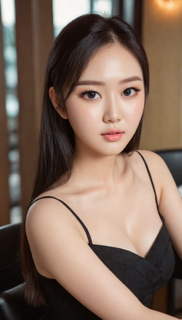 Tags: 21872187, SDXL
{"3": {"inputs": {"seed": 628459209941927, "steps": 32, "cfg": 5.15, "sampler_name": "dpmpp_2m", "scheduler": "karras", "denoise": 1.0, "model": ["27", 0], "positive": ["6", 0], "negative": ["7", 0], "latent_image": ["5", 0]}, "class_type": "KSampler"}, "4": {"inputs": {"ckpt_name": "juggernautXL_v8Rundiffusion.safetensors"}, "class_type": "CheckpointLoaderSimple"}, "5": {"inputs": {"width": 768, "height": 1344, "batch_size": 1}, "class_type": "EmptyLatentImage"}, "6": {"inputs": {"text": "21 year old girl, (ukrainian:0.95), (korean:0.96), (idol:1.02), (slim:0.98), (beautiful eyes:1.09), (temptress:1.09), (detailed face:1.05), (seductive facial expression:1.13), (seductive pose:0.99), (blush:1.01), (eyelashes:1.14), (pale skin:0.96), (double eyelids:1.01), (sexy lips:0.95), (cute:1.12), (in a seductive pose:0.95), (large perky breasts:1.01), (cleavage:0.95), (thigh gap:0.99), (wearing a little black dress:1.09) at a fine dining restaurant, (detailed skin:1.09), (candid cinema:1.04), (soft lighting:1.02), (natural looking skin:1.05), (portra:1.05), (RAW:1.02), (skin fuzz:1.05), (textured skin:1.02)", "clip": ["27", 1]}, "class_type": "CLIPTextEncode"}, "7": {"inputs": {"text": "(low resolution:1.05), (bad hands:1.13), (distorted:1.09), (worst quality:1.06), (twisted:1.08), (watermark:1.14)", "clip": ["27", 1]}, "class_type": "CLIPTextEncode"}, "8": {"inputs": {"samples": ["3", 0], "vae": ["4", 2]}, "class_type": "VAEDecode"}, "25": {"inputs": {"lora_name": "nudify_xl.safetensors", "strength_model": 0.27, "strength_clip": 0.08, "model": ["4", 0], "clip": ["4", 1]}, "class_type": "LoraLoader"}, "26": {"inputs": {"lora_name": "shirtlift_SDXL_v2.safetensors", "strength_model": 0.02, "strength_clip": 0.04, "model": ["25", 0], "clip": ["25", 1]}, "class_type": "LoraLoader"}, "27": {"inputs": {"lora_name": "PerfectEyesXL.safetensors", "strength_model": 0.09, "strength_clip": 0.07, "model": ["26", 0], "clip": ["26", 1]}, "class_type": "LoraLoader"}, "30": {"inputs": {"model_name": "4x_NMKD-Superscale-SP_178000_G.pth"}, "class_type": "UpscaleModelLoader"}, "31": {"inputs": {"upscale_model": ["30", 0], "image": ["8", 0]}, "class_type": "ImageUpscaleWithModel"}, "32": {"inputs": {"upscale_method": "lanczos", "scale_by": 0.5, "image": ["31", 0]}, "class_type": "ImageScaleBy"}, "33": {"inputs": {"pixels": ["32", 0], "vae": ["4", 2]}, "class_type": "VAEEncode"}, "34": {"inputs": {"seed": 628459209941927, "steps": 32, "cfg": 5.15, "sampler_name": "dpmpp_2m", "scheduler": "karras", "denoise": 0.3, "model": ["27", 0], "positive": ["6", 0], "negative": ["7", 0], "latent_image": ["33", 0]}, "class_type": "KSampler"}, "36": {"inputs": {"samples": ["34", 0], "vae": ["4", 2]}, "class_type": "VAEDecode"}, "39": {"inputs": {"filename_prefix": "comfyapi-1708075727045", "images": ["36", 0]}, "class_type": "SaveImage"}}