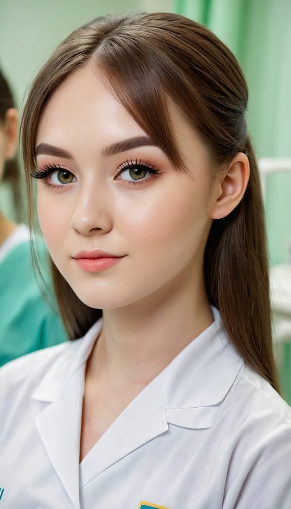 Tags: 21872187, SDXL
{"3": {"inputs": {"seed": 423217376619643, "steps": 64, "cfg": 6.7, "sampler_name": "dpmpp_2m", "scheduler": "karras", "denoise": 1.0, "model": ["27", 0], "positive": ["6", 0], "negative": ["7", 0], "latent_image": ["5", 0]}, "class_type": "KSampler"}, "4": {"inputs": {"ckpt_name": "juggernautXL_v8Rundiffusion.safetensors"}, "class_type": "CheckpointLoaderSimple"}, "5": {"inputs": {"width": 768, "height": 1344, "batch_size": 1}, "class_type": "EmptyLatentImage"}, "6": {"inputs": {"text": "20 year old girl, (ukrainian:1.14), (blush:0.98), (eyelashes:1.04), (seductive pose:1.14), (seductive facial expression:0.99), (beautiful eyes:1.01), (slim:0.99), (sexy lips:0.95), (idol:1.00), (double eyelids:1.05), (detailed face:0.98), (cute:1.02), (pale skin:1.03), (perky ass:1.12), (exposed ass:1.05), (looking back:1.11), (sexy ass:1.00), (thigh gap:1.06), (nurse in uniform:0.95) working in a hospital ward, (portra:1.09), (detailed skin:1.02), (candid cinema:1.05), (natural looking skin:1.05), (soft lighting:1.08), (textured skin:1.08), (skin fuzz:1.09), (film:1.01)", "clip": ["27", 1]}, "class_type": "CLIPTextEncode"}, "7": {"inputs": {"text": "(bad hands:1.12), (distorted:1.09), (worst quality:1.07), (twisted:1.14), (open mouth:1.07), (low resolution:1.06)", "clip": ["27", 1]}, "class_type": "CLIPTextEncode"}, "8": {"inputs": {"samples": ["3", 0], "vae": ["4", 2]}, "class_type": "VAEDecode"}, "25": {"inputs": {"lora_name": "nudify_xl.safetensors", "strength_model": 0.36, "strength_clip": 0.22, "model": ["4", 0], "clip": ["4", 1]}, "class_type": "LoraLoader"}, "26": {"inputs": {"lora_name": "shirtlift_SDXL_v2.safetensors", "strength_model": 0.13, "strength_clip": 0.14, "model": ["25", 0], "clip": ["25", 1]}, "class_type": "LoraLoader"}, "27": {"inputs": {"lora_name": "PerfectEyesXL.safetensors", "strength_model": 0.04, "strength_clip": 0.02, "model": ["26", 0], "clip": ["26", 1]}, "class_type": "LoraLoader"}, "30": {"inputs": {"model_name": "4x_NMKD-Superscale-SP_178000_G.pth"}, "class_type": "UpscaleModelLoader"}, "31": {"inputs": {"upscale_model": ["30", 0], "image": ["8", 0]}, "class_type": "ImageUpscaleWithModel"}, "32": {"inputs": {"upscale_method": "lanczos", "scale_by": 0.5, "image": ["31", 0]}, "class_type": "ImageScaleBy"}, "33": {"inputs": {"pixels": ["32", 0], "vae": ["4", 2]}, "class_type": "VAEEncode"}, "34": {"inputs": {"seed": 423217376619643, "steps": 64, "cfg": 6.7, "sampler_name": "dpmpp_2m", "scheduler": "karras", "denoise": 0.3, "model": ["27", 0], "positive": ["6", 0], "negative": ["7", 0], "latent_image": ["33", 0]}, "class_type": "KSampler"}, "36": {"inputs": {"samples": ["34", 0], "vae": ["4", 2]}, "class_type": "VAEDecode"}, "39": {"inputs": {"filename_prefix": "comfyapi-1707397495737", "images": ["36", 0]}, "class_type": "SaveImage"}}