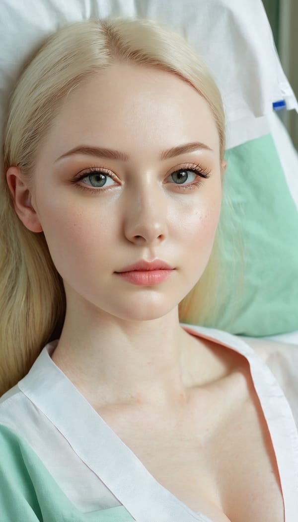 Tags: 21872187, SDXL
{"3": {"inputs": {"seed": 449330092418824, "steps": 32, "cfg": 6.45, "sampler_name": "dpmpp_2m", "scheduler": "karras", "denoise": 1.0, "model": ["27", 0], "positive": ["6", 0], "negative": ["7", 0], "latent_image": ["5", 0]}, "class_type": "KSampler"}, "4": {"inputs": {"ckpt_name": "juggernautxl.safetensors"}, "class_type": "CheckpointLoaderSimple"}, "5": {"inputs": {"width": 768, "height": 1344, "batch_size": 1}, "class_type": "EmptyLatentImage"}, "6": {"inputs": {"text": "26 year old girl, (russian:1.12), (irish:1.12), (seductive facial expression:1.08), (pale skin:1.13), (cute:0.95), (double eyelids:1.07), (slim:0.96), (eyelashes:0.99), (detailed face:1.12), (seductive pose:1.10), (beautiful eyes:1.02), (temptress:1.10), (blush:1.07), (idol:1.02), (in a seductive pose:1.03), (large perky breasts:1.05), (cleavage:1.03), (thigh gap:0.96), (nurse in uniform:1.00) working in a hospital ward, (soft lighting:1.08), (film:1.07), (candid cinema:1.05), (RAW:1.03), (detailed skin:1.07), (portra:1.03), (textured skin:1.03), (skin fuzz:1.02)", "clip": ["27", 1]}, "class_type": "CLIPTextEncode"}, "7": {"inputs": {"text": "(distorted:1.06), (bad hands:1.12), (worst quality:1.10), (open mouth:1.12), (watermark:1.08), (low resolution:1.08), (twisted:1.05)", "clip": ["27", 1]}, "class_type": "CLIPTextEncode"}, "8": {"inputs": {"samples": ["3", 0], "vae": ["4", 2]}, "class_type": "VAEDecode"}, "25": {"inputs": {"lora_name": "nudify_xl.safetensors", "strength_model": 0.0, "strength_clip": 0.15, "model": ["4", 0], "clip": ["4", 1]}, "class_type": "LoraLoader"}, "26": {"inputs": {"lora_name": "shirtlift_SDXL_v2.safetensors", "strength_model": 0.03, "strength_clip": 0.17, "model": ["25", 0], "clip": ["25", 1]}, "class_type": "LoraLoader"}, "27": {"inputs": {"lora_name": "PerfectEyesXL.safetensors", "strength_model": 0.15, "strength_clip": 0.07, "model": ["26", 0], "clip": ["26", 1]}, "class_type": "LoraLoader"}, "30": {"inputs": {"model_name": "4x_NMKD-Superscale-SP_178000_G.pth"}, "class_type": "UpscaleModelLoader"}, "31": {"inputs": {"upscale_model": ["30", 0], "image": ["8", 0]}, "class_type": "ImageUpscaleWithModel"}, "32": {"inputs": {"upscale_method": "lanczos", "scale_by": 0.5, "image": ["31", 0]}, "class_type": "ImageScaleBy"}, "33": {"inputs": {"pixels": ["32", 0], "vae": ["4", 2]}, "class_type": "VAEEncode"}, "34": {"inputs": {"seed": 449330092418824, "steps": 32, "cfg": 6.45, "sampler_name": "dpmpp_2m", "scheduler": "karras", "denoise": 0.3, "model": ["27", 0], "positive": ["6", 0], "negative": ["7", 0], "latent_image": ["33", 0]}, "class_type": "KSampler"}, "36": {"inputs": {"samples": ["34", 0], "vae": ["4", 2]}, "class_type": "VAEDecode"}, "39": {"inputs": {"filename_prefix": "comfyapi-1726387677078", "images": ["36", 0]}, "class_type": "SaveImage"}}