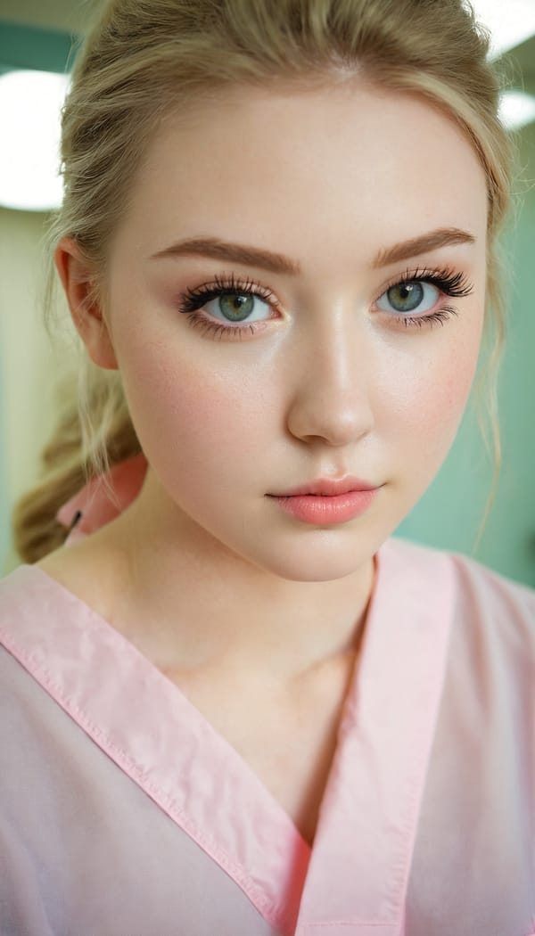 Tags: 21872187, SDXL
{"3": {"inputs": {"seed": 288501499297319, "steps": 32, "cfg": 7.04, "sampler_name": "dpmpp_2m", "scheduler": "karras", "denoise": 1.0, "model": ["27", 0], "positive": ["6", 0], "negative": ["7", 0], "latent_image": ["5", 0]}, "class_type": "KSampler"}, "4": {"inputs": {"ckpt_name": "juggernautxl.safetensors"}, "class_type": "CheckpointLoaderSimple"}, "5": {"inputs": {"width": 768, "height": 1344, "batch_size": 1}, "class_type": "EmptyLatentImage"}, "6": {"inputs": {"text": "21 year old girl, (irish:0.99), (eyelashes:1.09), (slim:1.07), (temptress:1.10), (seductive facial expression:1.07), (cute:0.99), (beautiful eyes:1.13), (pale skin:1.05), (idol:0.99), (blush:1.13), (detailed face:1.13), (double eyelids:1.00), (seductive pose:1.12), (sexy lips:1.10), (in a seductive pose:0.97), (large perky breasts:1.06), (cleavage:1.05), (thigh gap:0.98), (nurse in uniform:1.10) working in a hospital ward, (candid cinema:1.03), (skin fuzz:1.08), (detailed skin:1.09), (soft lighting:1.02), (portra:1.04), (natural looking skin:1.02), (RAW:1.08), (textured skin:1.00), (film:1.01)", "clip": ["27", 1]}, "class_type": "CLIPTextEncode"}, "7": {"inputs": {"text": "(bad hands:1.12), (watermark:1.10), (open mouth:1.11), (distorted:1.12), (twisted:1.13), (worst quality:1.06), (low resolution:1.08)", "clip": ["27", 1]}, "class_type": "CLIPTextEncode"}, "8": {"inputs": {"samples": ["3", 0], "vae": ["4", 2]}, "class_type": "VAEDecode"}, "25": {"inputs": {"lora_name": "nudify_xl.safetensors", "strength_model": 0.06, "strength_clip": 0.2, "model": ["4", 0], "clip": ["4", 1]}, "class_type": "LoraLoader"}, "26": {"inputs": {"lora_name": "shirtlift_SDXL_v2.safetensors", "strength_model": 0.16, "strength_clip": 0.02, "model": ["25", 0], "clip": ["25", 1]}, "class_type": "LoraLoader"}, "27": {"inputs": {"lora_name": "PerfectEyesXL.safetensors", "strength_model": 0.18, "strength_clip": 0.08, "model": ["26", 0], "clip": ["26", 1]}, "class_type": "LoraLoader"}, "30": {"inputs": {"model_name": "4x_NMKD-Superscale-SP_178000_G.pth"}, "class_type": "UpscaleModelLoader"}, "31": {"inputs": {"upscale_model": ["30", 0], "image": ["8", 0]}, "class_type": "ImageUpscaleWithModel"}, "32": {"inputs": {"upscale_method": "lanczos", "scale_by": 0.5, "image": ["31", 0]}, "class_type": "ImageScaleBy"}, "33": {"inputs": {"pixels": ["32", 0], "vae": ["4", 2]}, "class_type": "VAEEncode"}, "34": {"inputs": {"seed": 288501499297319, "steps": 32, "cfg": 7.04, "sampler_name": "dpmpp_2m", "scheduler": "karras", "denoise": 0.3, "model": ["27", 0], "positive": ["6", 0], "negative": ["7", 0], "latent_image": ["33", 0]}, "class_type": "KSampler"}, "36": {"inputs": {"samples": ["34", 0], "vae": ["4", 2]}, "class_type": "VAEDecode"}, "39": {"inputs": {"filename_prefix": "comfyapi-1725128739026", "images": ["36", 0]}, "class_type": "SaveImage"}}