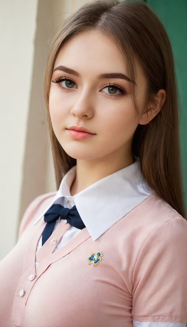 Tags: 21872187, SDXL
{"3": {"inputs": {"seed": 428832667529635, "steps": 32, "cfg": 5.57, "sampler_name": "dpmpp_2m", "scheduler": "karras", "denoise": 1.0, "model": ["27", 0], "positive": ["6", 0], "negative": ["7", 0], "latent_image": ["5", 0]}, "class_type": "KSampler"}, "4": {"inputs": {"ckpt_name": "juggernautXL_v8Rundiffusion.safetensors"}, "class_type": "CheckpointLoaderSimple"}, "5": {"inputs": {"width": 768, "height": 1344, "batch_size": 1}, "class_type": "EmptyLatentImage"}, "6": {"inputs": {"text": "22 year old girl, (irish:1.06), (ukrainian:1.09), (detailed face:1.00), (idol:0.96), (seductive pose:1.05), (slim:1.05), (double eyelids:1.06), (sexy lips:1.03), (seductive facial expression:1.10), (eyelashes:1.07), (cute:0.95), (blush:1.14), (in a seductive pose:1.11), (large perky breasts:1.12), (cleavage:0.98), (thigh gap:0.97), (school uniform:1.13), choker, busy street, (RAW:1.07), (detailed skin:1.03), (candid cinema:1.03), (skin fuzz:1.06), (textured skin:1.03), (soft lighting:1.01), (film:1.02), (portra:1.05), (natural looking skin:1.03)", "clip": ["27", 1]}, "class_type": "CLIPTextEncode"}, "7": {"inputs": {"text": "(open mouth:1.06), (bad hands:1.06), (twisted:1.09), (worst quality:1.14), (watermark:1.09), (low resolution:1.07)", "clip": ["27", 1]}, "class_type": "CLIPTextEncode"}, "8": {"inputs": {"samples": ["3", 0], "vae": ["4", 2]}, "class_type": "VAEDecode"}, "25": {"inputs": {"lora_name": "nudify_xl.safetensors", "strength_model": 0.12, "strength_clip": 0.16, "model": ["4", 0], "clip": ["4", 1]}, "class_type": "LoraLoader"}, "26": {"inputs": {"lora_name": "shirtlift_SDXL_v2.safetensors", "strength_model": 0.16, "strength_clip": 0.04, "model": ["25", 0], "clip": ["25", 1]}, "class_type": "LoraLoader"}, "27": {"inputs": {"lora_name": "PerfectEyesXL.safetensors", "strength_model": 0.14, "strength_clip": 0.19, "model": ["26", 0], "clip": ["26", 1]}, "class_type": "LoraLoader"}, "30": {"inputs": {"model_name": "4x_NMKD-Superscale-SP_178000_G.pth"}, "class_type": "UpscaleModelLoader"}, "31": {"inputs": {"upscale_model": ["30", 0], "image": ["8", 0]}, "class_type": "ImageUpscaleWithModel"}, "32": {"inputs": {"upscale_method": "lanczos", "scale_by": 0.5, "image": ["31", 0]}, "class_type": "ImageScaleBy"}, "33": {"inputs": {"pixels": ["32", 0], "vae": ["4", 2]}, "class_type": "VAEEncode"}, "34": {"inputs": {"seed": 428832667529635, "steps": 32, "cfg": 5.57, "sampler_name": "dpmpp_2m", "scheduler": "karras", "denoise": 0.3, "model": ["27", 0], "positive": ["6", 0], "negative": ["7", 0], "latent_image": ["33", 0]}, "class_type": "KSampler"}, "36": {"inputs": {"samples": ["34", 0], "vae": ["4", 2]}, "class_type": "VAEDecode"}, "39": {"inputs": {"filename_prefix": "comfyapi-1708010808562", "images": ["36", 0]}, "class_type": "SaveImage"}}