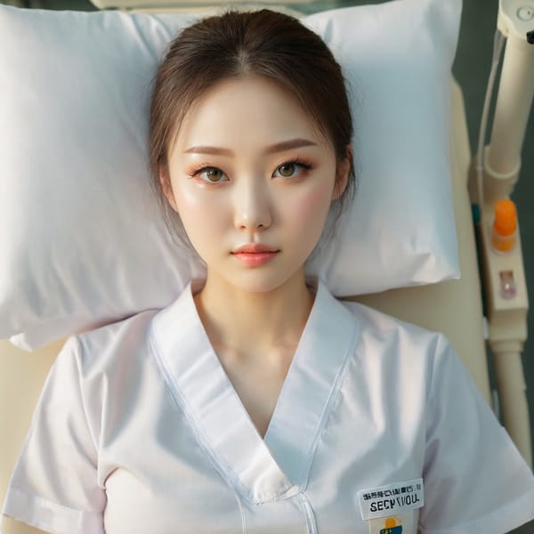 Tags: 21872187, SDXL
{"3": {"inputs": {"seed": 609238949304585, "steps": 32, "cfg": 6.53, "sampler_name": "dpmpp_2m", "scheduler": "karras", "denoise": 1.0, "model": ["27", 0], "positive": ["6", 0], "negative": ["7", 0], "latent_image": ["5", 0]}, "class_type": "KSampler"}, "4": {"inputs": {"ckpt_name": "juggernautxl.safetensors"}, "class_type": "CheckpointLoaderSimple"}, "5": {"inputs": {"width": 1024, "height": 1024, "batch_size": 1}, "class_type": "EmptyLatentImage"}, "6": {"inputs": {"text": "18 year old girl, (korean:1.04), (ukrainian:1.06), (eyelashes:1.03), (idol:1.04), (seductive pose:0.97), (cute:1.13), (beautiful eyes:0.95), (sexy lips:0.99), (temptress:1.09), (seductive facial expression:1.00), (blush:0.95), (pale skin:1.12), (double eyelids:1.02), (detailed face:1.08), (slim:1.10), (in a seductive pose:1.06), (large perky breasts:1.01), (cleavage:1.00), (thigh gap:1.01), (nurse in uniform:0.99) working in a hospital ward, (detailed skin:1.07), (film:1.00), (portra:1.09), (candid cinema:1.02), (natural looking skin:1.09), (soft lighting:1.08), (RAW:1.01), (skin fuzz:1.04), (textured skin:1.01)", "clip": ["27", 1]}, "class_type": "CLIPTextEncode"}, "7": {"inputs": {"text": "(open mouth:1.12), (low resolution:1.14), (worst quality:1.12), (distorted:1.11), (watermark:1.10), (bad hands:1.14), (twisted:1.06)", "clip": ["27", 1]}, "class_type": "CLIPTextEncode"}, "8": {"inputs": {"samples": ["3", 0], "vae": ["4", 2]}, "class_type": "VAEDecode"}, "25": {"inputs": {"lora_name": "nudify_xl.safetensors", "strength_model": 0.06, "strength_clip": 0.01, "model": ["4", 0], "clip": ["4", 1]}, "class_type": "LoraLoader"}, "26": {"inputs": {"lora_name": "shirtlift_SDXL_v2.safetensors", "strength_model": 0.08, "strength_clip": 0.08, "model": ["25", 0], "clip": ["25", 1]}, "class_type": "LoraLoader"}, "27": {"inputs": {"lora_name": "PerfectEyesXL.safetensors", "strength_model": 0.19, "strength_clip": 0.09, "model": ["26", 0], "clip": ["26", 1]}, "class_type": "LoraLoader"}, "30": {"inputs": {"model_name": "4x_NMKD-Superscale-SP_178000_G.pth"}, "class_type": "UpscaleModelLoader"}, "31": {"inputs": {"upscale_model": ["30", 0], "image": ["8", 0]}, "class_type": "ImageUpscaleWithModel"}, "32": {"inputs": {"upscale_method": "lanczos", "scale_by": 0.5, "image": ["31", 0]}, "class_type": "ImageScaleBy"}, "33": {"inputs": {"pixels": ["32", 0], "vae": ["4", 2]}, "class_type": "VAEEncode"}, "34": {"inputs": {"seed": 609238949304585, "steps": 32, "cfg": 6.53, "sampler_name": "dpmpp_2m", "scheduler": "karras", "denoise": 0.3, "model": ["27", 0], "positive": ["6", 0], "negative": ["7", 0], "latent_image": ["33", 0]}, "class_type": "KSampler"}, "36": {"inputs": {"samples": ["34", 0], "vae": ["4", 2]}, "class_type": "VAEDecode"}, "39": {"inputs": {"filename_prefix": "comfyapi-1716156510150", "images": ["36", 0]}, "class_type": "SaveImage"}}