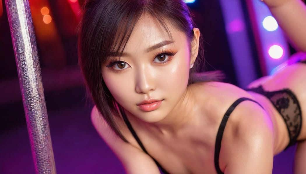 Tags: 21872187, SDXL
{"3": {"inputs": {"seed": 168280181155029, "steps": 64, "cfg": 6.09, "sampler_name": "dpmpp_2m", "scheduler": "karras", "denoise": 1.0, "model": ["27", 0], "positive": ["6", 0], "negative": ["7", 0], "latent_image": ["5", 0]}, "class_type": "KSampler"}, "4": {"inputs": {"ckpt_name": "juggernautxl.safetensors"}, "class_type": "CheckpointLoaderSimple"}, "5": {"inputs": {"width": 1344, "height": 768, "batch_size": 1}, "class_type": "EmptyLatentImage"}, "6": {"inputs": {"text": "26 year old girl, (chinese:1.03), (russian:1.10), (eyelashes:1.10), (cute:1.11), (slim:1.02), (idol:1.13), (detailed face:1.09), (sexy lips:1.12), (double eyelids:1.01), (beautiful eyes:1.13), (seductive facial expression:1.11), (seductive pose:1.12), (perky ass:1.09), (exposed ass:0.95), (looking back:0.99), (sexy ass:1.03), (thigh gap:1.11), (a pole dancer:1.09) at a night club, (portra:1.03), (film:1.06), (detailed skin:1.08), (skin fuzz:1.02), (RAW:1.08), (candid cinema:1.08), (textured skin:1.02), (soft lighting:1.01), (natural looking skin:1.09)", "clip": ["27", 1]}, "class_type": "CLIPTextEncode"}, "7": {"inputs": {"text": "(low resolution:1.05), (worst quality:1.06), (twisted:1.09), (open mouth:1.13), (watermark:1.10), (bad hands:1.09), (distorted:1.13)", "clip": ["27", 1]}, "class_type": "CLIPTextEncode"}, "8": {"inputs": {"samples": ["3", 0], "vae": ["4", 2]}, "class_type": "VAEDecode"}, "25": {"inputs": {"lora_name": "nudify_xl.safetensors", "strength_model": 0.39, "strength_clip": 0.03, "model": ["4", 0], "clip": ["4", 1]}, "class_type": "LoraLoader"}, "26": {"inputs": {"lora_name": "shirtlift_SDXL_v2.safetensors", "strength_model": 0.06, "strength_clip": 0.05, "model": ["25", 0], "clip": ["25", 1]}, "class_type": "LoraLoader"}, "27": {"inputs": {"lora_name": "PerfectEyesXL.safetensors", "strength_model": 0.14, "strength_clip": 0.16, "model": ["26", 0], "clip": ["26", 1]}, "class_type": "LoraLoader"}, "30": {"inputs": {"model_name": "4x_NMKD-Superscale-SP_178000_G.pth"}, "class_type": "UpscaleModelLoader"}, "31": {"inputs": {"upscale_model": ["30", 0], "image": ["8", 0]}, "class_type": "ImageUpscaleWithModel"}, "32": {"inputs": {"upscale_method": "lanczos", "scale_by": 0.5, "image": ["31", 0]}, "class_type": "ImageScaleBy"}, "33": {"inputs": {"pixels": ["32", 0], "vae": ["4", 2]}, "class_type": "VAEEncode"}, "34": {"inputs": {"seed": 168280181155029, "steps": 64, "cfg": 6.09, "sampler_name": "dpmpp_2m", "scheduler": "karras", "denoise": 0.3, "model": ["27", 0], "positive": ["6", 0], "negative": ["7", 0], "latent_image": ["33", 0]}, "class_type": "KSampler"}, "36": {"inputs": {"samples": ["34", 0], "vae": ["4", 2]}, "class_type": "VAEDecode"}, "39": {"inputs": {"filename_prefix": "comfyapi-1723972512920", "images": ["36", 0]}, "class_type": "SaveImage"}}