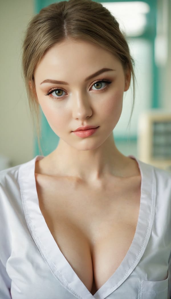 Tags: 21872187, SDXL
{"3": {"inputs": {"seed": 882578570389593, "steps": 32, "cfg": 5.92, "sampler_name": "dpmpp_2m", "scheduler": "karras", "denoise": 1.0, "model": ["27", 0], "positive": ["6", 0], "negative": ["7", 0], "latent_image": ["5", 0]}, "class_type": "KSampler"}, "4": {"inputs": {"ckpt_name": "juggernautxl.safetensors"}, "class_type": "CheckpointLoaderSimple"}, "5": {"inputs": {"width": 768, "height": 1344, "batch_size": 1}, "class_type": "EmptyLatentImage"}, "6": {"inputs": {"text": "22 year old girl, (irish:0.98), (ukrainian:1.10), (russian:0.98), (sexy lips:1.13), (idol:1.05), (blush:1.02), (cute:1.11), (double eyelids:1.13), (seductive facial expression:1.14), (eyelashes:1.09), (slim:0.96), (temptress:0.96), (pale skin:1.04), (beautiful eyes:0.97), (seductive pose:1.11), (in a seductive pose:0.98), (large perky breasts:1.02), (cleavage:1.04), (thigh gap:0.98), (nurse in uniform:0.96) working in a hospital ward, (skin fuzz:1.06), (RAW:1.00), (textured skin:1.07), (natural looking skin:1.09), (detailed skin:1.03), (portra:1.02), (soft lighting:1.05), (candid cinema:1.01), (film:1.03)", "clip": ["27", 1]}, "class_type": "CLIPTextEncode"}, "7": {"inputs": {"text": "(open mouth:1.14), (low resolution:1.08), (bad hands:1.14), (worst quality:1.05), (distorted:1.12), (twisted:1.07), (watermark:1.12)", "clip": ["27", 1]}, "class_type": "CLIPTextEncode"}, "8": {"inputs": {"samples": ["3", 0], "vae": ["4", 2]}, "class_type": "VAEDecode"}, "25": {"inputs": {"lora_name": "nudify_xl.safetensors", "strength_model": 0.17, "strength_clip": 0.06, "model": ["4", 0], "clip": ["4", 1]}, "class_type": "LoraLoader"}, "26": {"inputs": {"lora_name": "shirtlift_SDXL_v2.safetensors", "strength_model": 0.07, "strength_clip": 0.06, "model": ["25", 0], "clip": ["25", 1]}, "class_type": "LoraLoader"}, "27": {"inputs": {"lora_name": "PerfectEyesXL.safetensors", "strength_model": 0.05, "strength_clip": 0.17, "model": ["26", 0], "clip": ["26", 1]}, "class_type": "LoraLoader"}, "30": {"inputs": {"model_name": "4x_NMKD-Superscale-SP_178000_G.pth"}, "class_type": "UpscaleModelLoader"}, "31": {"inputs": {"upscale_model": ["30", 0], "image": ["8", 0]}, "class_type": "ImageUpscaleWithModel"}, "32": {"inputs": {"upscale_method": "lanczos", "scale_by": 0.5, "image": ["31", 0]}, "class_type": "ImageScaleBy"}, "33": {"inputs": {"pixels": ["32", 0], "vae": ["4", 2]}, "class_type": "VAEEncode"}, "34": {"inputs": {"seed": 882578570389593, "steps": 32, "cfg": 5.92, "sampler_name": "dpmpp_2m", "scheduler": "karras", "denoise": 0.3, "model": ["27", 0], "positive": ["6", 0], "negative": ["7", 0], "latent_image": ["33", 0]}, "class_type": "KSampler"}, "36": {"inputs": {"samples": ["34", 0], "vae": ["4", 2]}, "class_type": "VAEDecode"}, "39": {"inputs": {"filename_prefix": "comfyapi-1734971366815", "images": ["36", 0]}, "class_type": "SaveImage"}}