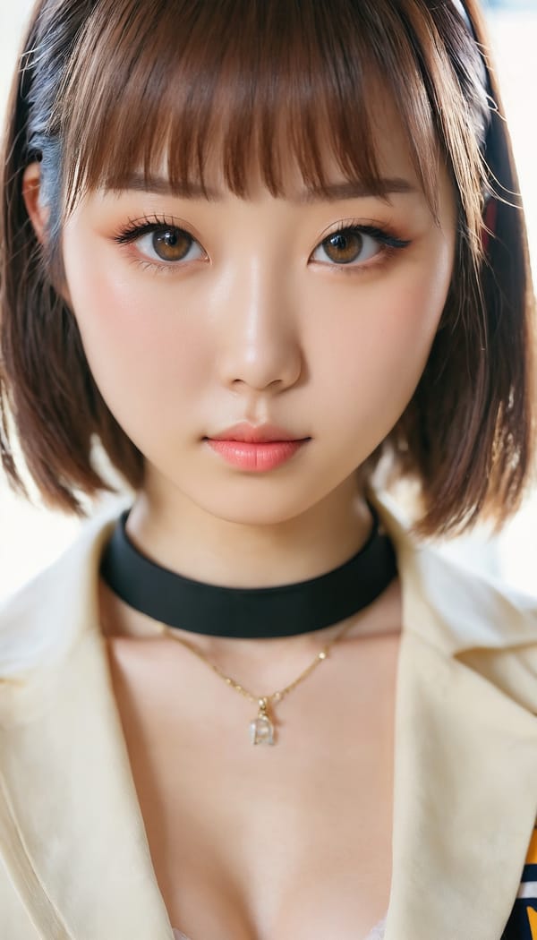 Tags: 21872187, SDXL
{"3": {"inputs": {"seed": 927693883147735, "steps": 32, "cfg": 6.67, "sampler_name": "dpmpp_2m", "scheduler": "karras", "denoise": 1.0, "model": ["27", 0], "positive": ["6", 0], "negative": ["7", 0], "latent_image": ["5", 0]}, "class_type": "KSampler"}, "4": {"inputs": {"ckpt_name": "juggernautxl.safetensors"}, "class_type": "CheckpointLoaderSimple"}, "5": {"inputs": {"width": 768, "height": 1344, "batch_size": 1}, "class_type": "EmptyLatentImage"}, "6": {"inputs": {"text": "21 year old girl, (japanese:1.03), (idol:0.99), (seductive pose:1.05), (seductive facial expression:1.10), (double eyelids:1.01), (eyelashes:0.99), (cute:1.14), (pale skin:1.11), (temptress:1.10), (beautiful eyes:1.07), (sexy lips:1.09), (blush:1.05), (slim:0.99), (detailed face:0.99), (in a seductive pose:0.99), (large perky breasts:0.98), (cleavage:0.97), (thigh gap:0.97), (school uniform:1.00), choker, busy street, (candid cinema:1.01), (soft lighting:1.00), (textured skin:1.06), (detailed skin:1.01), (RAW:1.05), (natural looking skin:1.05), (skin fuzz:1.09), (portra:1.05), (film:1.08)", "clip": ["27", 1]}, "class_type": "CLIPTextEncode"}, "7": {"inputs": {"text": "(worst quality:1.09), (low resolution:1.08), (distorted:1.14), (open mouth:1.12), (bad hands:1.09), (watermark:1.06), (twisted:1.10)", "clip": ["27", 1]}, "class_type": "CLIPTextEncode"}, "8": {"inputs": {"samples": ["3", 0], "vae": ["4", 2]}, "class_type": "VAEDecode"}, "25": {"inputs": {"lora_name": "nudify_xl.safetensors", "strength_model": 0.09, "strength_clip": 0.26, "model": ["4", 0], "clip": ["4", 1]}, "class_type": "LoraLoader"}, "26": {"inputs": {"lora_name": "shirtlift_SDXL_v2.safetensors", "strength_model": 0.11, "strength_clip": 0.03, "model": ["25", 0], "clip": ["25", 1]}, "class_type": "LoraLoader"}, "27": {"inputs": {"lora_name": "PerfectEyesXL.safetensors", "strength_model": 0.1, "strength_clip": 0.15, "model": ["26", 0], "clip": ["26", 1]}, "class_type": "LoraLoader"}, "30": {"inputs": {"model_name": "4x_NMKD-Superscale-SP_178000_G.pth"}, "class_type": "UpscaleModelLoader"}, "31": {"inputs": {"upscale_model": ["30", 0], "image": ["8", 0]}, "class_type": "ImageUpscaleWithModel"}, "32": {"inputs": {"upscale_method": "lanczos", "scale_by": 0.5, "image": ["31", 0]}, "class_type": "ImageScaleBy"}, "33": {"inputs": {"pixels": ["32", 0], "vae": ["4", 2]}, "class_type": "VAEEncode"}, "34": {"inputs": {"seed": 927693883147735, "steps": 32, "cfg": 6.67, "sampler_name": "dpmpp_2m", "scheduler": "karras", "denoise": 0.3, "model": ["27", 0], "positive": ["6", 0], "negative": ["7", 0], "latent_image": ["33", 0]}, "class_type": "KSampler"}, "36": {"inputs": {"samples": ["34", 0], "vae": ["4", 2]}, "class_type": "VAEDecode"}, "39": {"inputs": {"filename_prefix": "comfyapi-1735784262808", "images": ["36", 0]}, "class_type": "SaveImage"}}