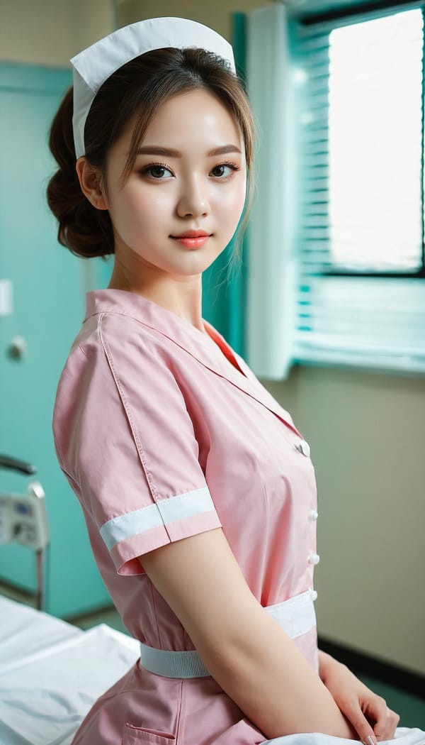 Tags: 21872187, SDXL
{"3": {"inputs": {"seed": 638039923756839, "steps": 64, "cfg": 7.65, "sampler_name": "dpmpp_2m", "scheduler": "karras", "denoise": 1.0, "model": ["27", 0], "positive": ["6", 0], "negative": ["7", 0], "latent_image": ["5", 0]}, "class_type": "KSampler"}, "4": {"inputs": {"ckpt_name": "juggernautxl.safetensors"}, "class_type": "CheckpointLoaderSimple"}, "5": {"inputs": {"width": 768, "height": 1344, "batch_size": 1}, "class_type": "EmptyLatentImage"}, "6": {"inputs": {"text": "21 year old girl, (blush:1.01), (idol:1.14), (seductive facial expression:1.09), (detailed face:1.14), (double eyelids:0.97), (seductive pose:0.97), (slim:1.10), (pale skin:0.97), (beautiful eyes:1.12), (sexy lips:1.05), (cute:1.07), (perky ass:1.09), (exposed ass:1.01), (looking back:0.96), (sexy ass:1.02), (thigh gap:0.96), (nurse in uniform:1.13) working in a hospital ward, (soft lighting:1.04), (candid cinema:1.08), (natural looking skin:1.09), (textured skin:1.02), (film:1.00), (skin fuzz:1.04), (detailed skin:1.06), (RAW:1.09), (portra:1.03)", "clip": ["27", 1]}, "class_type": "CLIPTextEncode"}, "7": {"inputs": {"text": "(distorted:1.13), (watermark:1.12), (open mouth:1.10), (bad hands:1.05), (low resolution:1.14), (worst quality:1.05), (twisted:1.11)", "clip": ["27", 1]}, "class_type": "CLIPTextEncode"}, "8": {"inputs": {"samples": ["3", 0], "vae": ["4", 2]}, "class_type": "VAEDecode"}, "25": {"inputs": {"lora_name": "nudify_xl.safetensors", "strength_model": 0.32, "strength_clip": 0.39, "model": ["4", 0], "clip": ["4", 1]}, "class_type": "LoraLoader"}, "26": {"inputs": {"lora_name": "shirtlift_SDXL_v2.safetensors", "strength_model": 0.15, "strength_clip": 0.0, "model": ["25", 0], "clip": ["25", 1]}, "class_type": "LoraLoader"}, "27": {"inputs": {"lora_name": "PerfectEyesXL.safetensors", "strength_model": 0.03, "strength_clip": 0.08, "model": ["26", 0], "clip": ["26", 1]}, "class_type": "LoraLoader"}, "30": {"inputs": {"model_name": "4x_NMKD-Superscale-SP_178000_G.pth"}, "class_type": "UpscaleModelLoader"}, "31": {"inputs": {"upscale_model": ["30", 0], "image": ["8", 0]}, "class_type": "ImageUpscaleWithModel"}, "32": {"inputs": {"upscale_method": "lanczos", "scale_by": 0.5, "image": ["31", 0]}, "class_type": "ImageScaleBy"}, "33": {"inputs": {"pixels": ["32", 0], "vae": ["4", 2]}, "class_type": "VAEEncode"}, "34": {"inputs": {"seed": 638039923756839, "steps": 64, "cfg": 7.65, "sampler_name": "dpmpp_2m", "scheduler": "karras", "denoise": 0.3, "model": ["27", 0], "positive": ["6", 0], "negative": ["7", 0], "latent_image": ["33", 0]}, "class_type": "KSampler"}, "36": {"inputs": {"samples": ["34", 0], "vae": ["4", 2]}, "class_type": "VAEDecode"}, "39": {"inputs": {"filename_prefix": "comfyapi-1713575195255", "images": ["36", 0]}, "class_type": "SaveImage"}}