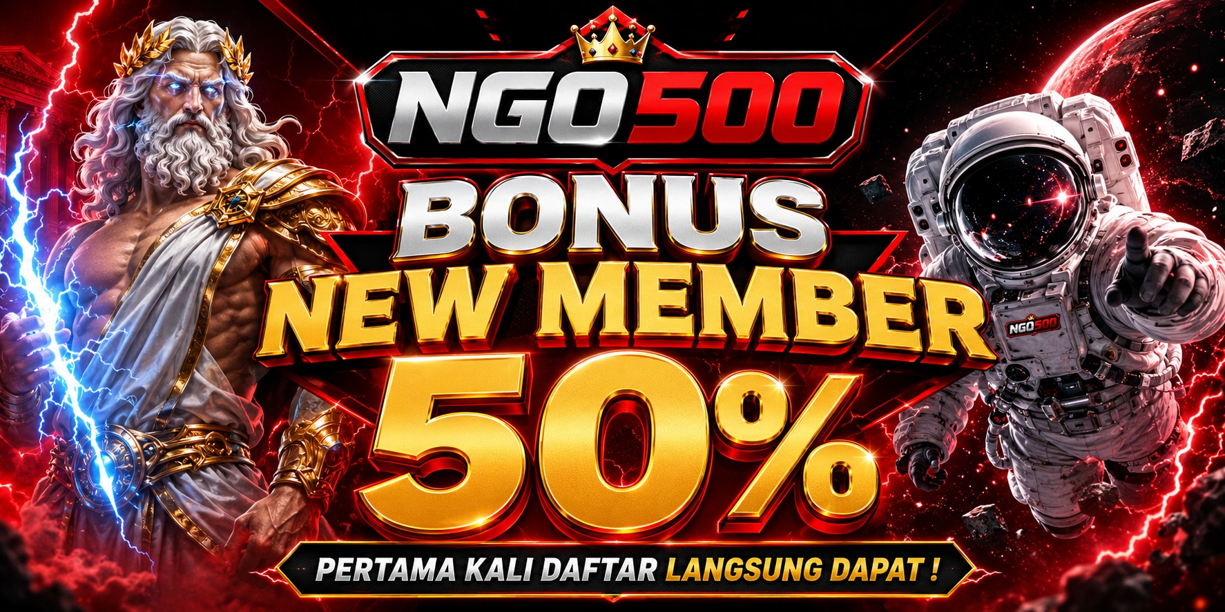 BONUS NEW MEMBER 50%