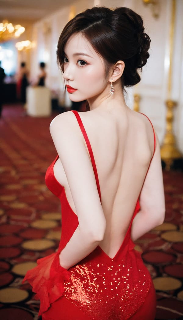 Tags: 21872187, SDXL
{"3": {"inputs": {"seed": 932729385145929, "steps": 64, "cfg": 7.22, "sampler_name": "dpmpp_2m", "scheduler": "karras", "denoise": 1.0, "model": ["27", 0], "positive": ["6", 0], "negative": ["7", 0], "latent_image": ["5", 0]}, "class_type": "KSampler"}, "4": {"inputs": {"ckpt_name": "helloworldxl.safetensors"}, "class_type": "CheckpointLoaderSimple"}, "5": {"inputs": {"width": 768, "height": 1344, "batch_size": 1}, "class_type": "EmptyLatentImage"}, "6": {"inputs": {"text": "25 year old girl, (slim:1.04), (temptress:1.06), (cute:1.13), (seductive facial expression:1.12), (double eyelids:1.10), (seductive pose:1.00), (beautiful eyes:1.07), (detailed face:0.98), (blush:1.05), (pale skin:1.12), (sexy lips:1.14), (eyelashes:1.14), (idol:0.97), (on all fours:0.95), (spreading ass cheeks:1.09), (from behind:0.99), (backboob:1.12), (wearing a low-cut red dress:1.07) at a ballroom, (textured skin:1.01), (RAW:1.01), (soft lighting:1.05), (detailed skin:1.02), (film:1.00), (candid cinema:1.00), (skin fuzz:1.03), (portra:1.09), (natural looking skin:1.05)", "clip": ["27", 1]}, "class_type": "CLIPTextEncode"}, "7": {"inputs": {"text": "(worst quality:1.08), (open mouth:1.09), (distorted:1.12), (twisted:1.08), (watermark:1.14), (low resolution:1.14)", "clip": ["27", 1]}, "class_type": "CLIPTextEncode"}, "8": {"inputs": {"samples": ["3", 0], "vae": ["4", 2]}, "class_type": "VAEDecode"}, "25": {"inputs": {"lora_name": "nudify_xl.safetensors", "strength_model": 0.03, "strength_clip": 0.07, "model": ["4", 0], "clip": ["4", 1]}, "class_type": "LoraLoader"}, "26": {"inputs": {"lora_name": "shirtlift_SDXL_v2.safetensors", "strength_model": 0.17, "strength_clip": 0.12, "model": ["25", 0], "clip": ["25", 1]}, "class_type": "LoraLoader"}, "27": {"inputs": {"lora_name": "PerfectEyesXL.safetensors", "strength_model": 0.11, "strength_clip": 0.03, "model": ["26", 0], "clip": ["26", 1]}, "class_type": "LoraLoader"}, "30": {"inputs": {"model_name": "4x_NMKD-Superscale-SP_178000_G.pth"}, "class_type": "UpscaleModelLoader"}, "31": {"inputs": {"upscale_model": ["30", 0], "image": ["8", 0]}, "class_type": "ImageUpscaleWithModel"}, "32": {"inputs": {"upscale_method": "lanczos", "scale_by": 0.5, "image": ["31", 0]}, "class_type": "ImageScaleBy"}, "33": {"inputs": {"pixels": ["32", 0], "vae": ["4", 2]}, "class_type": "VAEEncode"}, "34": {"inputs": {"seed": 932729385145929, "steps": 64, "cfg": 7.22, "sampler_name": "dpmpp_2m", "scheduler": "karras", "denoise": 0.3, "model": ["27", 0], "positive": ["6", 0], "negative": ["7", 0], "latent_image": ["33", 0]}, "class_type": "KSampler"}, "36": {"inputs": {"samples": ["34", 0], "vae": ["4", 2]}, "class_type": "VAEDecode"}, "39": {"inputs": {"filename_prefix": "comfyapi-1716523039805", "images": ["36", 0]}, "class_type": "SaveImage"}}