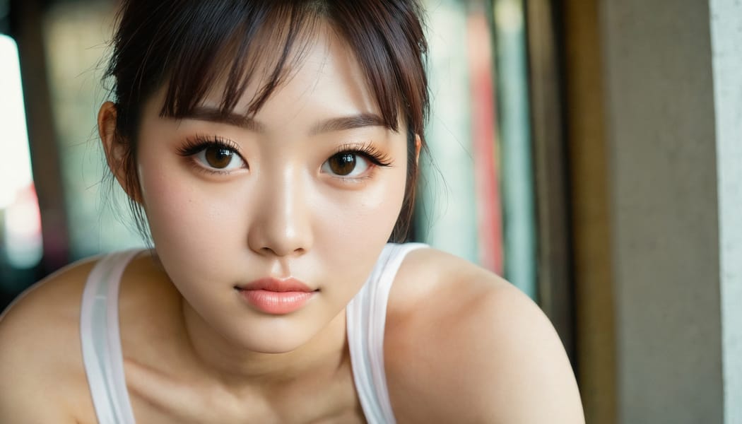 Tags: 21872187, SDXL
{"3": {"inputs": {"seed": 111932599952069, "steps": 32, "cfg": 6.7, "sampler_name": "dpmpp_2m", "scheduler": "karras", "denoise": 1.0, "model": ["27", 0], "positive": ["6", 0], "negative": ["7", 0], "latent_image": ["5", 0]}, "class_type": "KSampler"}, "4": {"inputs": {"ckpt_name": "juggernautxl.safetensors"}, "class_type": "CheckpointLoaderSimple"}, "5": {"inputs": {"width": 1344, "height": 768, "batch_size": 1}, "class_type": "EmptyLatentImage"}, "6": {"inputs": {"text": "25 year old girl, (taiwanese:0.95), (double eyelids:1.00), (cute:1.10), (blush:1.12), (detailed face:1.00), (seductive pose:0.97), (slim:0.96), (eyelashes:1.14), (seductive facial expression:1.05), (pale skin:1.04), (idol:1.13), (sexy lips:1.11), (beautiful eyes:1.14), (temptress:1.06), (perky ass:1.03), (exposed ass:1.09), (looking back:1.01), (sexy ass:1.06), (thigh gap:1.02), (white tanktop:0.96), busy street, (candid cinema:1.09), (natural looking skin:1.08), (film:1.07), (textured skin:1.03), (soft lighting:1.05), (RAW:1.06), (skin fuzz:1.04), (detailed skin:1.05), (portra:1.07)", "clip": ["27", 1]}, "class_type": "CLIPTextEncode"}, "7": {"inputs": {"text": "(open mouth:1.06), (worst quality:1.13), (watermark:1.13), (twisted:1.13), (low resolution:1.11), (bad hands:1.05), (distorted:1.07)", "clip": ["27", 1]}, "class_type": "CLIPTextEncode"}, "8": {"inputs": {"samples": ["3", 0], "vae": ["4", 2]}, "class_type": "VAEDecode"}, "25": {"inputs": {"lora_name": "nudify_xl.safetensors", "strength_model": 0.22, "strength_clip": 0.04, "model": ["4", 0], "clip": ["4", 1]}, "class_type": "LoraLoader"}, "26": {"inputs": {"lora_name": "shirtlift_SDXL_v2.safetensors", "strength_model": 0.07, "strength_clip": 0.11, "model": ["25", 0], "clip": ["25", 1]}, "class_type": "LoraLoader"}, "27": {"inputs": {"lora_name": "PerfectEyesXL.safetensors", "strength_model": 0.03, "strength_clip": 0.17, "model": ["26", 0], "clip": ["26", 1]}, "class_type": "LoraLoader"}, "30": {"inputs": {"model_name": "4x_NMKD-Superscale-SP_178000_G.pth"}, "class_type": "UpscaleModelLoader"}, "31": {"inputs": {"upscale_model": ["30", 0], "image": ["8", 0]}, "class_type": "ImageUpscaleWithModel"}, "32": {"inputs": {"upscale_method": "lanczos", "scale_by": 0.5, "image": ["31", 0]}, "class_type": "ImageScaleBy"}, "33": {"inputs": {"pixels": ["32", 0], "vae": ["4", 2]}, "class_type": "VAEEncode"}, "34": {"inputs": {"seed": 111932599952069, "steps": 32, "cfg": 6.7, "sampler_name": "dpmpp_2m", "scheduler": "karras", "denoise": 0.3, "model": ["27", 0], "positive": ["6", 0], "negative": ["7", 0], "latent_image": ["33", 0]}, "class_type": "KSampler"}, "36": {"inputs": {"samples": ["34", 0], "vae": ["4", 2]}, "class_type": "VAEDecode"}, "39": {"inputs": {"filename_prefix": "comfyapi-1733652432594", "images": ["36", 0]}, "class_type": "SaveImage"}}