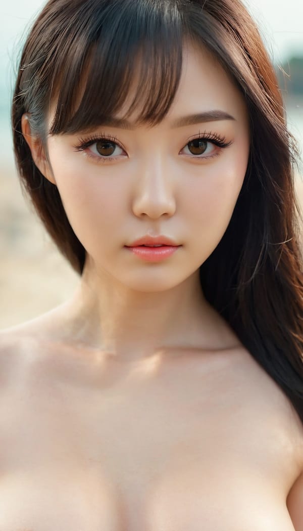 Tags: 21872187, SDXL
{"3": {"inputs": {"seed": 206437646761038, "steps": 32, "cfg": 6.84, "sampler_name": "dpmpp_2m", "scheduler": "karras", "denoise": 1.0, "model": ["27", 0], "positive": ["6", 0], "negative": ["7", 0], "latent_image": ["5", 0]}, "class_type": "KSampler"}, "4": {"inputs": {"ckpt_name": "juggernautxl.safetensors"}, "class_type": "CheckpointLoaderSimple"}, "5": {"inputs": {"width": 768, "height": 1344, "batch_size": 1}, "class_type": "EmptyLatentImage"}, "6": {"inputs": {"text": "24 year old girl, (ukrainian:0.98), (russian:0.98), (chinese:1.14), (korean:1.06), (beautiful eyes:1.02), (sexy lips:0.95), (detailed face:1.06), (idol:1.02), (seductive facial expression:0.97), (cute:1.03), (slim:0.96), (temptress:1.06), (eyelashes:1.10), (pale skin:1.04), (blush:1.11), (seductive pose:1.03), (double eyelids:1.04), (in a seductive pose:0.96), (large perky breasts:0.99), (cleavage:0.95), (thigh gap:1.01), strolling (nude:1.14) at a beach, (film:1.09), (portra:1.07), (natural looking skin:1.06), (skin fuzz:1.06), (detailed skin:1.09), (soft lighting:1.05), (textured skin:1.02), (candid cinema:1.01), (RAW:1.05)", "clip": ["27", 1]}, "class_type": "CLIPTextEncode"}, "7": {"inputs": {"text": "(bad hands:1.11), (worst quality:1.11), (watermark:1.09), (distorted:1.13), (open mouth:1.09), (low resolution:1.13), (twisted:1.14)", "clip": ["27", 1]}, "class_type": "CLIPTextEncode"}, "8": {"inputs": {"samples": ["3", 0], "vae": ["4", 2]}, "class_type": "VAEDecode"}, "25": {"inputs": {"lora_name": "nudify_xl.safetensors", "strength_model": 0.19, "strength_clip": 0.22, "model": ["4", 0], "clip": ["4", 1]}, "class_type": "LoraLoader"}, "26": {"inputs": {"lora_name": "shirtlift_SDXL_v2.safetensors", "strength_model": 0.05, "strength_clip": 0.11, "model": ["25", 0], "clip": ["25", 1]}, "class_type": "LoraLoader"}, "27": {"inputs": {"lora_name": "PerfectEyesXL.safetensors", "strength_model": 0.13, "strength_clip": 0.18, "model": ["26", 0], "clip": ["26", 1]}, "class_type": "LoraLoader"}, "30": {"inputs": {"model_name": "4x_NMKD-Superscale-SP_178000_G.pth"}, "class_type": "UpscaleModelLoader"}, "31": {"inputs": {"upscale_model": ["30", 0], "image": ["8", 0]}, "class_type": "ImageUpscaleWithModel"}, "32": {"inputs": {"upscale_method": "lanczos", "scale_by": 0.5, "image": ["31", 0]}, "class_type": "ImageScaleBy"}, "33": {"inputs": {"pixels": ["32", 0], "vae": ["4", 2]}, "class_type": "VAEEncode"}, "34": {"inputs": {"seed": 206437646761038, "steps": 32, "cfg": 6.84, "sampler_name": "dpmpp_2m", "scheduler": "karras", "denoise": 0.3, "model": ["27", 0], "positive": ["6", 0], "negative": ["7", 0], "latent_image": ["33", 0]}, "class_type": "KSampler"}, "36": {"inputs": {"samples": ["34", 0], "vae": ["4", 2]}, "class_type": "VAEDecode"}, "39": {"inputs": {"filename_prefix": "comfyapi-1715016172956", "images": ["36", 0]}, "class_type": "SaveImage"}}