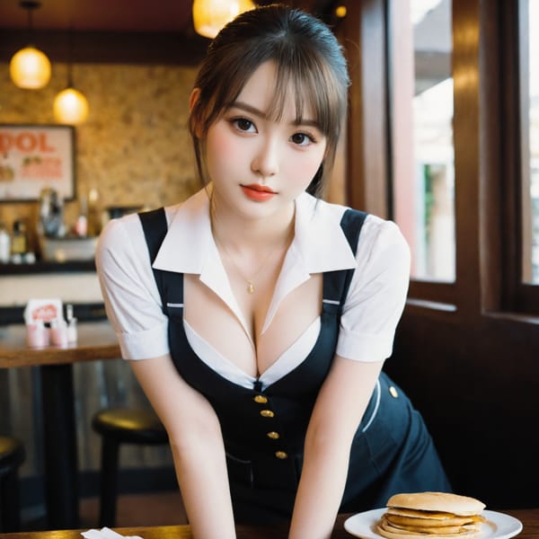 Tags: 21872187, SDXL
{"3": {"inputs": {"seed": 491252764916901, "steps": 32, "cfg": 6.14, "sampler_name": "dpmpp_2m", "scheduler": "karras", "denoise": 1.0, "model": ["27", 0], "positive": ["6", 0], "negative": ["7", 0], "latent_image": ["5", 0]}, "class_type": "KSampler"}, "4": {"inputs": {"ckpt_name": "helloworldxl.safetensors"}, "class_type": "CheckpointLoaderSimple"}, "5": {"inputs": {"width": 1024, "height": 1024, "batch_size": 1}, "class_type": "EmptyLatentImage"}, "6": {"inputs": {"text": "20 year old girl, (pale skin:1.04), (double eyelids:0.95), (detailed face:1.01), (sexy lips:1.01), (seductive facial expression:1.01), (cute:1.01), (eyelashes:0.97), (idol:1.03), (temptress:1.12), (slim:0.98), (seductive pose:1.11), (blush:1.09), (beautiful eyes:1.12), (in a seductive pose:1.01), (large perky breasts:1.02), (cleavage:1.01), (thigh gap:0.98), (a waitress in uniform:1.12) working at a restaurant, (RAW:1.08), (detailed skin:1.01), (film:1.03), (soft lighting:1.03), (textured skin:1.02), (candid cinema:1.04), (natural looking skin:1.02), (skin fuzz:1.07), (portra:1.07)", "clip": ["27", 1]}, "class_type": "CLIPTextEncode"}, "7": {"inputs": {"text": "(distorted:1.13), (open mouth:1.05), (twisted:1.13), (low resolution:1.09), (worst quality:1.14), (bad hands:1.05), (watermark:1.13)", "clip": ["27", 1]}, "class_type": "CLIPTextEncode"}, "8": {"inputs": {"samples": ["3", 0], "vae": ["4", 2]}, "class_type": "VAEDecode"}, "25": {"inputs": {"lora_name": "nudify_xl.safetensors", "strength_model": 0.35, "strength_clip": 0.33, "model": ["4", 0], "clip": ["4", 1]}, "class_type": "LoraLoader"}, "26": {"inputs": {"lora_name": "shirtlift_SDXL_v2.safetensors", "strength_model": 0.03, "strength_clip": 0.03, "model": ["25", 0], "clip": ["25", 1]}, "class_type": "LoraLoader"}, "27": {"inputs": {"lora_name": "PerfectEyesXL.safetensors", "strength_model": 0.03, "strength_clip": 0.17, "model": ["26", 0], "clip": ["26", 1]}, "class_type": "LoraLoader"}, "30": {"inputs": {"model_name": "4x_NMKD-Superscale-SP_178000_G.pth"}, "class_type": "UpscaleModelLoader"}, "31": {"inputs": {"upscale_model": ["30", 0], "image": ["8", 0]}, "class_type": "ImageUpscaleWithModel"}, "32": {"inputs": {"upscale_method": "lanczos", "scale_by": 0.5, "image": ["31", 0]}, "class_type": "ImageScaleBy"}, "33": {"inputs": {"pixels": ["32", 0], "vae": ["4", 2]}, "class_type": "VAEEncode"}, "34": {"inputs": {"seed": 491252764916901, "steps": 32, "cfg": 6.14, "sampler_name": "dpmpp_2m", "scheduler": "karras", "denoise": 0.3, "model": ["27", 0], "positive": ["6", 0], "negative": ["7", 0], "latent_image": ["33", 0]}, "class_type": "KSampler"}, "36": {"inputs": {"samples": ["34", 0], "vae": ["4", 2]}, "class_type": "VAEDecode"}, "39": {"inputs": {"filename_prefix": "comfyapi-1727966338667", "images": ["36", 0]}, "class_type": "SaveImage"}}