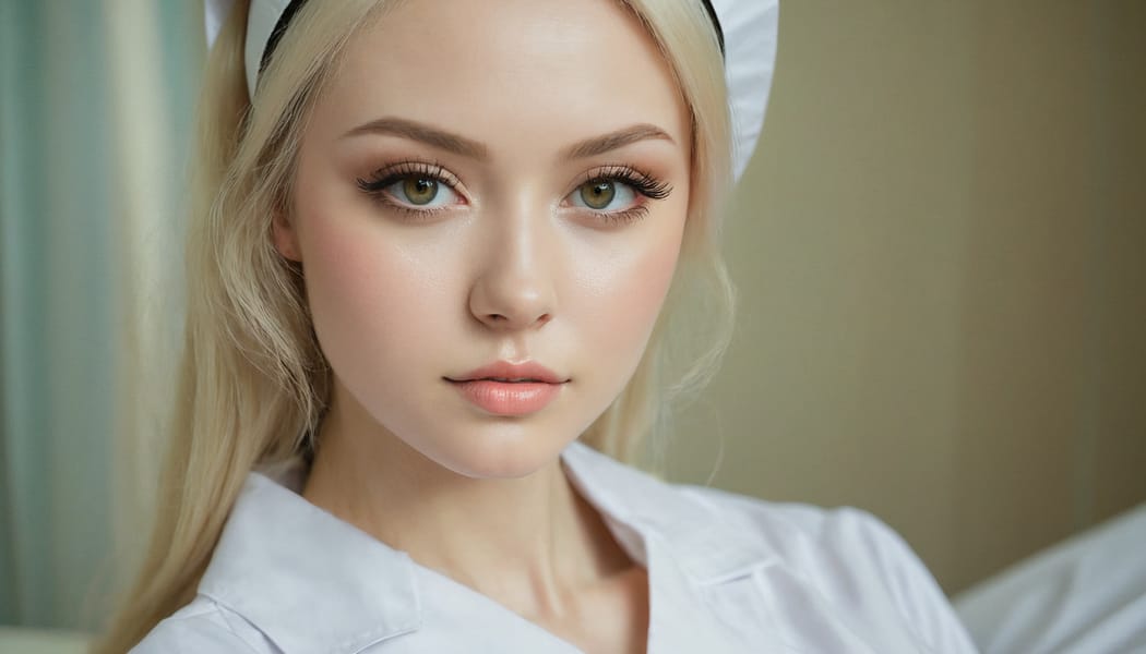 Tags: 21872187, SDXL
{"3": {"inputs": {"seed": 998178780108470, "steps": 64, "cfg": 5.17, "sampler_name": "dpmpp_2m", "scheduler": "karras", "denoise": 1.0, "model": ["27", 0], "positive": ["6", 0], "negative": ["7", 0], "latent_image": ["5", 0]}, "class_type": "KSampler"}, "4": {"inputs": {"ckpt_name": "juggernautxl.safetensors"}, "class_type": "CheckpointLoaderSimple"}, "5": {"inputs": {"width": 1344, "height": 768, "batch_size": 1}, "class_type": "EmptyLatentImage"}, "6": {"inputs": {"text": "27 year old girl, (ukrainian:0.98), (detailed face:1.09), (eyelashes:0.95), (idol:1.04), (slim:0.99), (pale skin:1.02), (temptress:1.12), (blush:0.98), (sexy lips:1.03), (seductive pose:1.05), (double eyelids:1.11), (seductive facial expression:1.10), (beautiful eyes:0.98), (in a seductive pose:1.12), (large perky breasts:1.02), (cleavage:0.95), (thigh gap:1.13), (nurse in uniform:1.03) working in a hospital ward, (textured skin:1.09), (RAW:1.04), (soft lighting:1.06), (natural looking skin:1.01), (film:1.04), (candid cinema:1.03), (portra:1.06), (skin fuzz:1.01), (detailed skin:1.04)", "clip": ["27", 1]}, "class_type": "CLIPTextEncode"}, "7": {"inputs": {"text": "(open mouth:1.13), (distorted:1.09), (watermark:1.10), (bad hands:1.06), (twisted:1.11), (worst quality:1.09), (low resolution:1.06)", "clip": ["27", 1]}, "class_type": "CLIPTextEncode"}, "8": {"inputs": {"samples": ["3", 0], "vae": ["4", 2]}, "class_type": "VAEDecode"}, "25": {"inputs": {"lora_name": "nudify_xl.safetensors", "strength_model": 0.01, "strength_clip": 0.26, "model": ["4", 0], "clip": ["4", 1]}, "class_type": "LoraLoader"}, "26": {"inputs": {"lora_name": "shirtlift_SDXL_v2.safetensors", "strength_model": 0.03, "strength_clip": 0.12, "model": ["25", 0], "clip": ["25", 1]}, "class_type": "LoraLoader"}, "27": {"inputs": {"lora_name": "PerfectEyesXL.safetensors", "strength_model": 0.04, "strength_clip": 0.15, "model": ["26", 0], "clip": ["26", 1]}, "class_type": "LoraLoader"}, "30": {"inputs": {"model_name": "4x_NMKD-Superscale-SP_178000_G.pth"}, "class_type": "UpscaleModelLoader"}, "31": {"inputs": {"upscale_model": ["30", 0], "image": ["8", 0]}, "class_type": "ImageUpscaleWithModel"}, "32": {"inputs": {"upscale_method": "lanczos", "scale_by": 0.5, "image": ["31", 0]}, "class_type": "ImageScaleBy"}, "33": {"inputs": {"pixels": ["32", 0], "vae": ["4", 2]}, "class_type": "VAEEncode"}, "34": {"inputs": {"seed": 998178780108470, "steps": 64, "cfg": 5.17, "sampler_name": "dpmpp_2m", "scheduler": "karras", "denoise": 0.3, "model": ["27", 0], "positive": ["6", 0], "negative": ["7", 0], "latent_image": ["33", 0]}, "class_type": "KSampler"}, "36": {"inputs": {"samples": ["34", 0], "vae": ["4", 2]}, "class_type": "VAEDecode"}, "39": {"inputs": {"filename_prefix": "comfyapi-1718935828620", "images": ["36", 0]}, "class_type": "SaveImage"}}