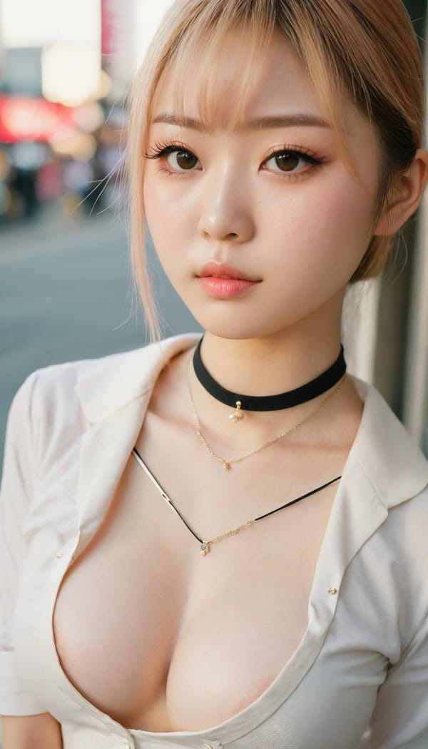 Tags: 21872187, SDXL
{"3": {"inputs": {"seed": 517147784445984, "steps": 32, "cfg": 5.53, "sampler_name": "dpmpp_2m", "scheduler": "karras", "denoise": 1.0, "model": ["27", 0], "positive": ["6", 0], "negative": ["7", 0], "latent_image": ["5", 0]}, "class_type": "KSampler"}, "4": {"inputs": {"ckpt_name": "juggernautxl.safetensors"}, "class_type": "CheckpointLoaderSimple"}, "5": {"inputs": {"width": 768, "height": 1344, "batch_size": 1}, "class_type": "EmptyLatentImage"}, "6": {"inputs": {"text": "20 year old girl, (japanese:1.09), (eyelashes:1.14), (beautiful eyes:0.96), (slim:1.09), (sexy lips:1.13), (idol:1.04), (pale skin:1.08), (seductive facial expression:1.03), (temptress:1.09), (seductive pose:1.05), (detailed face:1.01), (blush:1.10), (double eyelids:1.08), (in a seductive pose:1.14), (large perky breasts:1.04), (cleavage:1.02), (thigh gap:1.14), (school uniform:0.98), choker, busy street, (RAW:1.04), (textured skin:1.07), (detailed skin:1.04), (candid cinema:1.05), (natural looking skin:1.02), (portra:1.02), (skin fuzz:1.02), (film:1.06), (soft lighting:1.07)", "clip": ["27", 1]}, "class_type": "CLIPTextEncode"}, "7": {"inputs": {"text": "(distorted:1.08), (low resolution:1.05), (open mouth:1.14), (bad hands:1.08), (twisted:1.09), (worst quality:1.06), (watermark:1.08)", "clip": ["27", 1]}, "class_type": "CLIPTextEncode"}, "8": {"inputs": {"samples": ["3", 0], "vae": ["4", 2]}, "class_type": "VAEDecode"}, "25": {"inputs": {"lora_name": "nudify_xl.safetensors", "strength_model": 0.38, "strength_clip": 0.26, "model": ["4", 0], "clip": ["4", 1]}, "class_type": "LoraLoader"}, "26": {"inputs": {"lora_name": "shirtlift_SDXL_v2.safetensors", "strength_model": 0.12, "strength_clip": 0.19, "model": ["25", 0], "clip": ["25", 1]}, "class_type": "LoraLoader"}, "27": {"inputs": {"lora_name": "PerfectEyesXL.safetensors", "strength_model": 0.11, "strength_clip": 0.06, "model": ["26", 0], "clip": ["26", 1]}, "class_type": "LoraLoader"}, "30": {"inputs": {"model_name": "4x_NMKD-Superscale-SP_178000_G.pth"}, "class_type": "UpscaleModelLoader"}, "31": {"inputs": {"upscale_model": ["30", 0], "image": ["8", 0]}, "class_type": "ImageUpscaleWithModel"}, "32": {"inputs": {"upscale_method": "lanczos", "scale_by": 0.5, "image": ["31", 0]}, "class_type": "ImageScaleBy"}, "33": {"inputs": {"pixels": ["32", 0], "vae": ["4", 2]}, "class_type": "VAEEncode"}, "34": {"inputs": {"seed": 517147784445984, "steps": 32, "cfg": 5.53, "sampler_name": "dpmpp_2m", "scheduler": "karras", "denoise": 0.3, "model": ["27", 0], "positive": ["6", 0], "negative": ["7", 0], "latent_image": ["33", 0]}, "class_type": "KSampler"}, "36": {"inputs": {"samples": ["34", 0], "vae": ["4", 2]}, "class_type": "VAEDecode"}, "39": {"inputs": {"filename_prefix": "comfyapi-1727907901469", "images": ["36", 0]}, "class_type": "SaveImage"}}