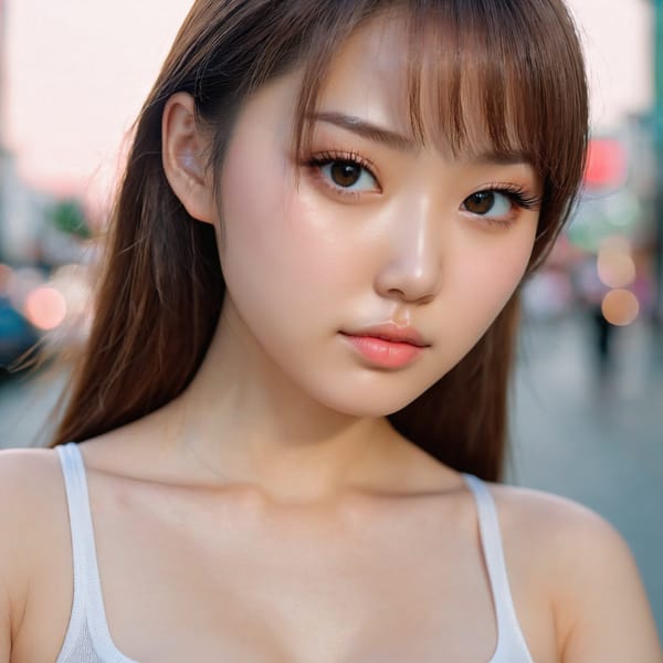 Tags: 21872187, SDXL
{"3": {"inputs": {"seed": 532055628629452, "steps": 64, "cfg": 7.15, "sampler_name": "dpmpp_2m", "scheduler": "karras", "denoise": 1.0, "model": ["27", 0], "positive": ["6", 0], "negative": ["7", 0], "latent_image": ["5", 0]}, "class_type": "KSampler"}, "4": {"inputs": {"ckpt_name": "juggernautxl.safetensors"}, "class_type": "CheckpointLoaderSimple"}, "5": {"inputs": {"width": 1024, "height": 1024, "batch_size": 1}, "class_type": "EmptyLatentImage"}, "6": {"inputs": {"text": "18 year old girl, (korean:0.97), (ukrainian:1.14), (temptress:1.07), (eyelashes:1.13), (double eyelids:0.98), (seductive facial expression:1.11), (idol:0.97), (seductive pose:1.14), (slim:0.96), (pale skin:0.98), (sexy lips:0.98), (blush:1.10), (detailed face:1.13), (cute:1.13), (in a seductive pose:1.12), (large perky breasts:1.04), (cleavage:0.99), (thigh gap:0.96), (white tanktop:0.99), busy street, (RAW:1.03), (portra:1.03), (soft lighting:1.01), (textured skin:1.03), (natural looking skin:1.04), (film:1.03), (skin fuzz:1.07), (candid cinema:1.01), (detailed skin:1.05)", "clip": ["27", 1]}, "class_type": "CLIPTextEncode"}, "7": {"inputs": {"text": "(low resolution:1.10), (open mouth:1.14), (worst quality:1.09), (bad hands:1.13), (twisted:1.13), (distorted:1.13)", "clip": ["27", 1]}, "class_type": "CLIPTextEncode"}, "8": {"inputs": {"samples": ["3", 0], "vae": ["4", 2]}, "class_type": "VAEDecode"}, "25": {"inputs": {"lora_name": "nudify_xl.safetensors", "strength_model": 0.04, "strength_clip": 0.04, "model": ["4", 0], "clip": ["4", 1]}, "class_type": "LoraLoader"}, "26": {"inputs": {"lora_name": "shirtlift_SDXL_v2.safetensors", "strength_model": 0.09, "strength_clip": 0.02, "model": ["25", 0], "clip": ["25", 1]}, "class_type": "LoraLoader"}, "27": {"inputs": {"lora_name": "PerfectEyesXL.safetensors", "strength_model": 0.12, "strength_clip": 0.15, "model": ["26", 0], "clip": ["26", 1]}, "class_type": "LoraLoader"}, "30": {"inputs": {"model_name": "4x_NMKD-Superscale-SP_178000_G.pth"}, "class_type": "UpscaleModelLoader"}, "31": {"inputs": {"upscale_model": ["30", 0], "image": ["8", 0]}, "class_type": "ImageUpscaleWithModel"}, "32": {"inputs": {"upscale_method": "lanczos", "scale_by": 0.5, "image": ["31", 0]}, "class_type": "ImageScaleBy"}, "33": {"inputs": {"pixels": ["32", 0], "vae": ["4", 2]}, "class_type": "VAEEncode"}, "34": {"inputs": {"seed": 532055628629452, "steps": 64, "cfg": 7.15, "sampler_name": "dpmpp_2m", "scheduler": "karras", "denoise": 0.3, "model": ["27", 0], "positive": ["6", 0], "negative": ["7", 0], "latent_image": ["33", 0]}, "class_type": "KSampler"}, "36": {"inputs": {"samples": ["34", 0], "vae": ["4", 2]}, "class_type": "VAEDecode"}, "39": {"inputs": {"filename_prefix": "comfyapi-1732422077473", "images": ["36", 0]}, "class_type": "SaveImage"}}