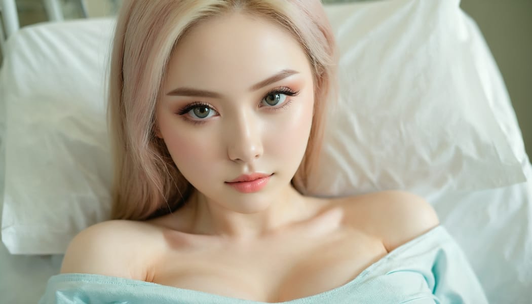 Tags: 21872187, SDXL
{"3": {"inputs": {"seed": 183841545217105, "steps": 64, "cfg": 6.03, "sampler_name": "dpmpp_2m", "scheduler": "karras", "denoise": 1.0, "model": ["27", 0], "positive": ["6", 0], "negative": ["7", 0], "latent_image": ["5", 0]}, "class_type": "KSampler"}, "4": {"inputs": {"ckpt_name": "juggernautxl.safetensors"}, "class_type": "CheckpointLoaderSimple"}, "5": {"inputs": {"width": 1344, "height": 768, "batch_size": 1}, "class_type": "EmptyLatentImage"}, "6": {"inputs": {"text": "23 year old girl, (seductive pose:1.12), (sexy lips:1.04), (temptress:1.03), (eyelashes:0.95), (seductive facial expression:1.00), (slim:0.98), (double eyelids:1.06), (cute:0.97), (beautiful eyes:0.98), (blush:1.09), (pale skin:1.04), (detailed face:1.00), (idol:1.12), (in a seductive pose:1.12), (large perky breasts:1.09), (cleavage:1.06), (thigh gap:1.05), (nurse in uniform:1.01) working in a hospital ward, (detailed skin:1.08), (textured skin:1.01), (candid cinema:1.04), (film:1.00), (RAW:1.01), (natural looking skin:1.07), (soft lighting:1.02), (portra:1.07), (skin fuzz:1.09)", "clip": ["27", 1]}, "class_type": "CLIPTextEncode"}, "7": {"inputs": {"text": "(low resolution:1.09), (watermark:1.06), (open mouth:1.07), (bad hands:1.11), (distorted:1.10), (twisted:1.10), (worst quality:1.09)", "clip": ["27", 1]}, "class_type": "CLIPTextEncode"}, "8": {"inputs": {"samples": ["3", 0], "vae": ["4", 2]}, "class_type": "VAEDecode"}, "25": {"inputs": {"lora_name": "nudify_xl.safetensors", "strength_model": 0.37, "strength_clip": 0.25, "model": ["4", 0], "clip": ["4", 1]}, "class_type": "LoraLoader"}, "26": {"inputs": {"lora_name": "shirtlift_SDXL_v2.safetensors", "strength_model": 0.06, "strength_clip": 0.01, "model": ["25", 0], "clip": ["25", 1]}, "class_type": "LoraLoader"}, "27": {"inputs": {"lora_name": "PerfectEyesXL.safetensors", "strength_model": 0.17, "strength_clip": 0.11, "model": ["26", 0], "clip": ["26", 1]}, "class_type": "LoraLoader"}, "30": {"inputs": {"model_name": "4x_NMKD-Superscale-SP_178000_G.pth"}, "class_type": "UpscaleModelLoader"}, "31": {"inputs": {"upscale_model": ["30", 0], "image": ["8", 0]}, "class_type": "ImageUpscaleWithModel"}, "32": {"inputs": {"upscale_method": "lanczos", "scale_by": 0.5, "image": ["31", 0]}, "class_type": "ImageScaleBy"}, "33": {"inputs": {"pixels": ["32", 0], "vae": ["4", 2]}, "class_type": "VAEEncode"}, "34": {"inputs": {"seed": 183841545217105, "steps": 64, "cfg": 6.03, "sampler_name": "dpmpp_2m", "scheduler": "karras", "denoise": 0.3, "model": ["27", 0], "positive": ["6", 0], "negative": ["7", 0], "latent_image": ["33", 0]}, "class_type": "KSampler"}, "36": {"inputs": {"samples": ["34", 0], "vae": ["4", 2]}, "class_type": "VAEDecode"}, "39": {"inputs": {"filename_prefix": "comfyapi-1716224641206", "images": ["36", 0]}, "class_type": "SaveImage"}}