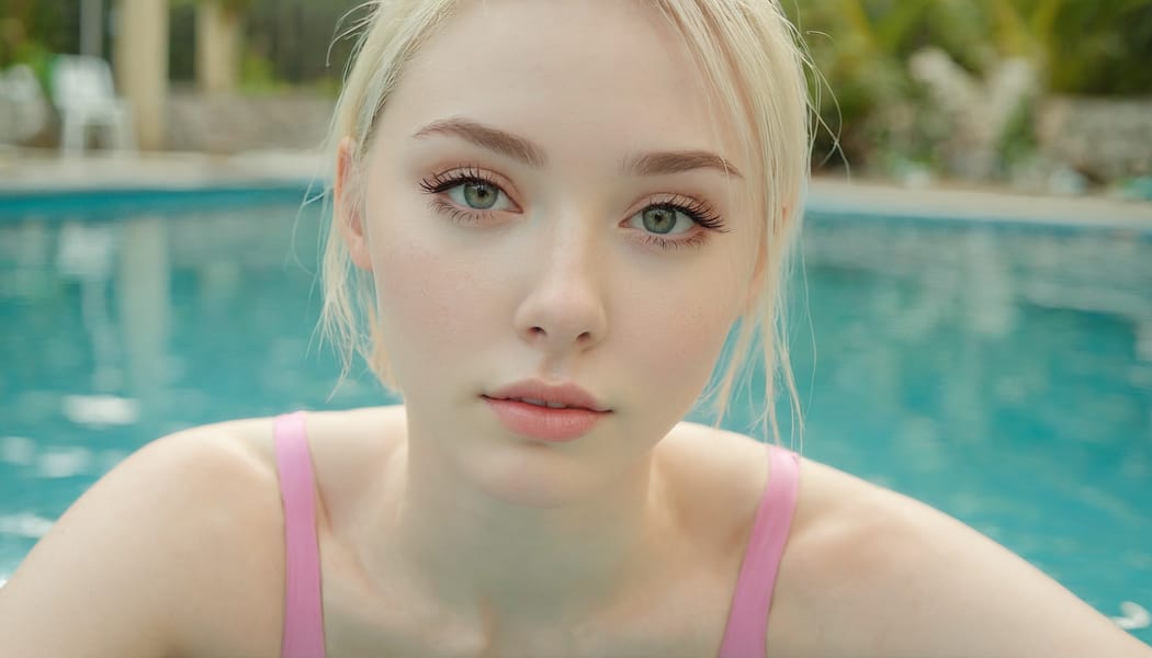 Tags: 21872187, SDXL
{"3": {"inputs": {"seed": 475859904742413, "steps": 64, "cfg": 5.26, "sampler_name": "dpmpp_2m", "scheduler": "karras", "denoise": 1.0, "model": ["27", 0], "positive": ["6", 0], "negative": ["7", 0], "latent_image": ["5", 0]}, "class_type": "KSampler"}, "4": {"inputs": {"ckpt_name": "juggernautxl.safetensors"}, "class_type": "CheckpointLoaderSimple"}, "5": {"inputs": {"width": 1344, "height": 768, "batch_size": 1}, "class_type": "EmptyLatentImage"}, "6": {"inputs": {"text": "19 year old girl, (ukrainian:0.96), (irish:1.08), (seductive pose:0.96), (beautiful eyes:0.97), (slim:1.02), (sexy lips:0.96), (pale skin:1.08), (idol:1.04), (blush:1.08), (eyelashes:1.08), (seductive facial expression:1.10), (temptress:1.00), (cute:0.99), (double eyelids:1.13), (detailed face:1.11), (in a seductive pose:1.00), (large perky breasts:1.02), (cleavage:0.98), (thigh gap:1.05), (in a swimsuit:1.01) at a pool, (skin fuzz:1.00), (candid cinema:1.04), (RAW:1.08), (textured skin:1.08), (film:1.02), (natural looking skin:1.00), (soft lighting:1.08), (detailed skin:1.04), (portra:1.05)", "clip": ["27", 1]}, "class_type": "CLIPTextEncode"}, "7": {"inputs": {"text": "(worst quality:1.08), (bad hands:1.09), (twisted:1.10), (open mouth:1.06), (distorted:1.07), (low resolution:1.12), (watermark:1.05)", "clip": ["27", 1]}, "class_type": "CLIPTextEncode"}, "8": {"inputs": {"samples": ["3", 0], "vae": ["4", 2]}, "class_type": "VAEDecode"}, "25": {"inputs": {"lora_name": "nudify_xl.safetensors", "strength_model": 0.29, "strength_clip": 0.02, "model": ["4", 0], "clip": ["4", 1]}, "class_type": "LoraLoader"}, "26": {"inputs": {"lora_name": "shirtlift_SDXL_v2.safetensors", "strength_model": 0.15, "strength_clip": 0.16, "model": ["25", 0], "clip": ["25", 1]}, "class_type": "LoraLoader"}, "27": {"inputs": {"lora_name": "PerfectEyesXL.safetensors", "strength_model": 0.06, "strength_clip": 0.07, "model": ["26", 0], "clip": ["26", 1]}, "class_type": "LoraLoader"}, "30": {"inputs": {"model_name": "4x_NMKD-Superscale-SP_178000_G.pth"}, "class_type": "UpscaleModelLoader"}, "31": {"inputs": {"upscale_model": ["30", 0], "image": ["8", 0]}, "class_type": "ImageUpscaleWithModel"}, "32": {"inputs": {"upscale_method": "lanczos", "scale_by": 0.5, "image": ["31", 0]}, "class_type": "ImageScaleBy"}, "33": {"inputs": {"pixels": ["32", 0], "vae": ["4", 2]}, "class_type": "VAEEncode"}, "34": {"inputs": {"seed": 475859904742413, "steps": 64, "cfg": 5.26, "sampler_name": "dpmpp_2m", "scheduler": "karras", "denoise": 0.3, "model": ["27", 0], "positive": ["6", 0], "negative": ["7", 0], "latent_image": ["33", 0]}, "class_type": "KSampler"}, "36": {"inputs": {"samples": ["34", 0], "vae": ["4", 2]}, "class_type": "VAEDecode"}, "39": {"inputs": {"filename_prefix": "comfyapi-1731744360963", "images": ["36", 0]}, "class_type": "SaveImage"}}