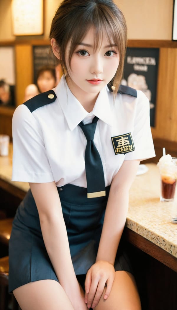 Tags: 21872187, SDXL
{"3": {"inputs": {"seed": 656005090107804, "steps": 64, "cfg": 5.05, "sampler_name": "dpmpp_2m", "scheduler": "karras", "denoise": 1.0, "model": ["27", 0], "positive": ["6", 0], "negative": ["7", 0], "latent_image": ["5", 0]}, "class_type": "KSampler"}, "4": {"inputs": {"ckpt_name": "leosamsHelloworldSDXL_helloworldSDXL32DPO.safetensors"}, "class_type": "CheckpointLoaderSimple"}, "5": {"inputs": {"width": 768, "height": 1344, "batch_size": 1}, "class_type": "EmptyLatentImage"}, "6": {"inputs": {"text": "18 year old girl, (japanese:1.11), (beautiful eyes:1.04), (blush:1.01), (temptress:1.07), (seductive pose:1.00), (double eyelids:1.04), (sexy lips:0.98), (cute:1.05), (slim:0.96), (detailed face:1.09), (seductive facial expression:1.04), (eyelashes:1.13), (pale skin:0.97), (perky ass:1.12), (exposed ass:0.98), (looking back:1.12), (sexy ass:0.99), (thigh gap:1.07), (a waitress in uniform:1.13) working at a restaurant, (soft lighting:1.03), (film:1.09), (natural looking skin:1.03), (portra:1.01), (RAW:1.04), (detailed skin:1.01), (candid cinema:1.00), (textured skin:1.06), (skin fuzz:1.09)", "clip": ["27", 1]}, "class_type": "CLIPTextEncode"}, "7": {"inputs": {"text": "(twisted:1.09), (low resolution:1.13), (watermark:1.06), (worst quality:1.13), (bad hands:1.14), (open mouth:1.11), (distorted:1.13)", "clip": ["27", 1]}, "class_type": "CLIPTextEncode"}, "8": {"inputs": {"samples": ["3", 0], "vae": ["4", 2]}, "class_type": "VAEDecode"}, "25": {"inputs": {"lora_name": "nudify_xl.safetensors", "strength_model": 0.21, "strength_clip": 0.13, "model": ["4", 0], "clip": ["4", 1]}, "class_type": "LoraLoader"}, "26": {"inputs": {"lora_name": "shirtlift_SDXL_v2.safetensors", "strength_model": 0.04, "strength_clip": 0.11, "model": ["25", 0], "clip": ["25", 1]}, "class_type": "LoraLoader"}, "27": {"inputs": {"lora_name": "PerfectEyesXL.safetensors", "strength_model": 0.03, "strength_clip": 0.02, "model": ["26", 0], "clip": ["26", 1]}, "class_type": "LoraLoader"}, "30": {"inputs": {"model_name": "4x_NMKD-Superscale-SP_178000_G.pth"}, "class_type": "UpscaleModelLoader"}, "31": {"inputs": {"upscale_model": ["30", 0], "image": ["8", 0]}, "class_type": "ImageUpscaleWithModel"}, "32": {"inputs": {"upscale_method": "lanczos", "scale_by": 0.5, "image": ["31", 0]}, "class_type": "ImageScaleBy"}, "33": {"inputs": {"pixels": ["32", 0], "vae": ["4", 2]}, "class_type": "VAEEncode"}, "34": {"inputs": {"seed": 656005090107804, "steps": 64, "cfg": 5.05, "sampler_name": "dpmpp_2m", "scheduler": "karras", "denoise": 0.3, "model": ["27", 0], "positive": ["6", 0], "negative": ["7", 0], "latent_image": ["33", 0]}, "class_type": "KSampler"}, "36": {"inputs": {"samples": ["34", 0], "vae": ["4", 2]}, "class_type": "VAEDecode"}, "39": {"inputs": {"filename_prefix": "comfyapi-1708134284748", "images": ["36", 0]}, "class_type": "SaveImage"}}