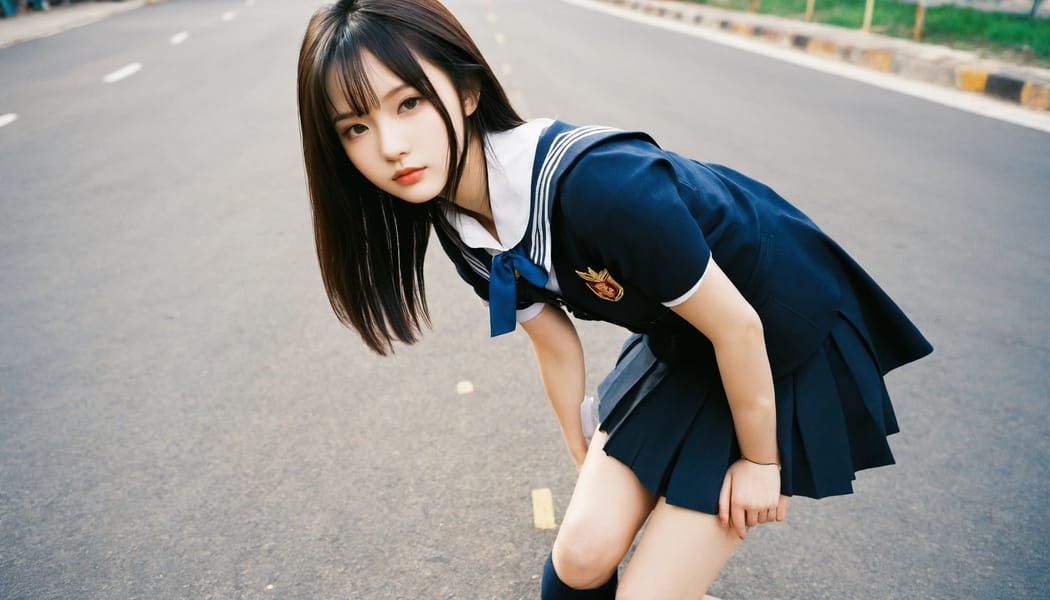 Tags: 21872187, SDXL
{"3": {"inputs": {"seed": 995367784505186, "steps": 64, "cfg": 6.47, "sampler_name": "dpmpp_2m", "scheduler": "karras", "denoise": 1.0, "model": ["27", 0], "positive": ["6", 0], "negative": ["7", 0], "latent_image": ["5", 0]}, "class_type": "KSampler"}, "4": {"inputs": {"ckpt_name": "helloworldxl.safetensors"}, "class_type": "CheckpointLoaderSimple"}, "5": {"inputs": {"width": 1344, "height": 768, "batch_size": 1}, "class_type": "EmptyLatentImage"}, "6": {"inputs": {"text": "19 year old girl, (chinese:1.02), (russian:0.99), (pale skin:0.99), (beautiful eyes:1.13), (seductive facial expression:0.95), (eyelashes:1.00), (double eyelids:1.08), (cute:1.09), (slim:1.09), (sexy lips:1.13), (blush:1.01), (seductive pose:0.97), (detailed face:1.12), (temptress:1.13), (in a seductive pose:1.07), (large perky breasts:0.98), (cleavage:1.03), (thigh gap:1.08), (school uniform:1.14), choker, busy street, (soft lighting:1.04), (portra:1.06), (textured skin:1.06), (natural looking skin:1.07), (candid cinema:1.05), (film:1.05), (RAW:1.05), (detailed skin:1.03), (skin fuzz:1.05)", "clip": ["27", 1]}, "class_type": "CLIPTextEncode"}, "7": {"inputs": {"text": "(worst quality:1.10), (low resolution:1.11), (open mouth:1.14), (distorted:1.07), (bad hands:1.10), (twisted:1.05), (watermark:1.06)", "clip": ["27", 1]}, "class_type": "CLIPTextEncode"}, "8": {"inputs": {"samples": ["3", 0], "vae": ["4", 2]}, "class_type": "VAEDecode"}, "25": {"inputs": {"lora_name": "nudify_xl.safetensors", "strength_model": 0.23, "strength_clip": 0.05, "model": ["4", 0], "clip": ["4", 1]}, "class_type": "LoraLoader"}, "26": {"inputs": {"lora_name": "shirtlift_SDXL_v2.safetensors", "strength_model": 0.1, "strength_clip": 0.19, "model": ["25", 0], "clip": ["25", 1]}, "class_type": "LoraLoader"}, "27": {"inputs": {"lora_name": "PerfectEyesXL.safetensors", "strength_model": 0.03, "strength_clip": 0.07, "model": ["26", 0], "clip": ["26", 1]}, "class_type": "LoraLoader"}, "30": {"inputs": {"model_name": "4x_NMKD-Superscale-SP_178000_G.pth"}, "class_type": "UpscaleModelLoader"}, "31": {"inputs": {"upscale_model": ["30", 0], "image": ["8", 0]}, "class_type": "ImageUpscaleWithModel"}, "32": {"inputs": {"upscale_method": "lanczos", "scale_by": 0.5, "image": ["31", 0]}, "class_type": "ImageScaleBy"}, "33": {"inputs": {"pixels": ["32", 0], "vae": ["4", 2]}, "class_type": "VAEEncode"}, "34": {"inputs": {"seed": 995367784505186, "steps": 64, "cfg": 6.47, "sampler_name": "dpmpp_2m", "scheduler": "karras", "denoise": 0.3, "model": ["27", 0], "positive": ["6", 0], "negative": ["7", 0], "latent_image": ["33", 0]}, "class_type": "KSampler"}, "36": {"inputs": {"samples": ["34", 0], "vae": ["4", 2]}, "class_type": "VAEDecode"}, "39": {"inputs": {"filename_prefix": "comfyapi-1713868842415", "images": ["36", 0]}, "class_type": "SaveImage"}}