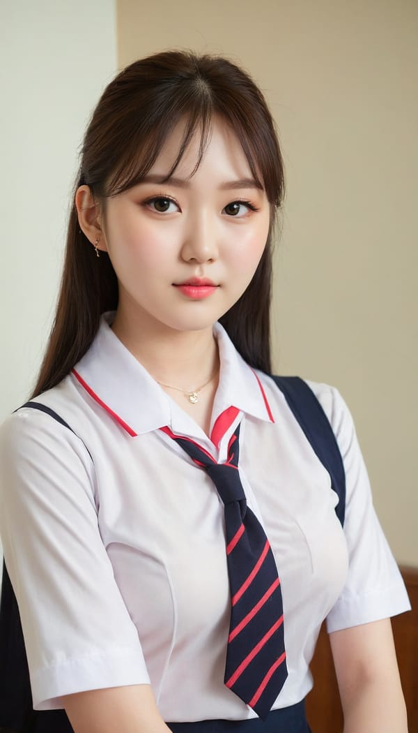 Tags: 21872187, SDXL
{"3": {"inputs": {"seed": 862286169546226, "steps": 64, "cfg": 5.84, "sampler_name": "dpmpp_2m", "scheduler": "karras", "denoise": 1.0, "model": ["27", 0], "positive": ["6", 0], "negative": ["7", 0], "latent_image": ["5", 0]}, "class_type": "KSampler"}, "4": {"inputs": {"ckpt_name": "juggernautXL_v8Rundiffusion.safetensors"}, "class_type": "CheckpointLoaderSimple"}, "5": {"inputs": {"width": 768, "height": 1344, "batch_size": 1}, "class_type": "EmptyLatentImage"}, "6": {"inputs": {"text": "18 year old girl, (irish:0.99), (korean:0.99), (temptress:1.05), (detailed face:1.02), (seductive pose:1.14), (double eyelids:1.13), (sexy lips:1.08), (cute:0.98), (beautiful eyes:1.07), (blush:1.05), (pale skin:1.11), (eyelashes:1.03), (idol:1.14), (slim:1.07), (seductive facial expression:1.09), (in a seductive pose:1.13), (large perky breasts:1.10), (cleavage:1.08), (thigh gap:0.99), (school uniform:1.14), choker, busy street, (soft lighting:1.01), (candid cinema:1.08), (skin fuzz:1.04), (detailed skin:1.01), (portra:1.04), (textured skin:1.07), (film:1.08), (RAW:1.06), (natural looking skin:1.07)", "clip": ["27", 1]}, "class_type": "CLIPTextEncode"}, "7": {"inputs": {"text": "(bad hands:1.14), (watermark:1.06), (distorted:1.10), (worst quality:1.11), (open mouth:1.13), (twisted:1.05), (low resolution:1.11)", "clip": ["27", 1]}, "class_type": "CLIPTextEncode"}, "8": {"inputs": {"samples": ["3", 0], "vae": ["4", 2]}, "class_type": "VAEDecode"}, "25": {"inputs": {"lora_name": "nudify_xl.safetensors", "strength_model": 0.39, "strength_clip": 0.02, "model": ["4", 0], "clip": ["4", 1]}, "class_type": "LoraLoader"}, "26": {"inputs": {"lora_name": "shirtlift_SDXL_v2.safetensors", "strength_model": 0.11, "strength_clip": 0.01, "model": ["25", 0], "clip": ["25", 1]}, "class_type": "LoraLoader"}, "27": {"inputs": {"lora_name": "PerfectEyesXL.safetensors", "strength_model": 0.16, "strength_clip": 0.12, "model": ["26", 0], "clip": ["26", 1]}, "class_type": "LoraLoader"}, "30": {"inputs": {"model_name": "4x_NMKD-Superscale-SP_178000_G.pth"}, "class_type": "UpscaleModelLoader"}, "31": {"inputs": {"upscale_model": ["30", 0], "image": ["8", 0]}, "class_type": "ImageUpscaleWithModel"}, "32": {"inputs": {"upscale_method": "lanczos", "scale_by": 0.5, "image": ["31", 0]}, "class_type": "ImageScaleBy"}, "33": {"inputs": {"pixels": ["32", 0], "vae": ["4", 2]}, "class_type": "VAEEncode"}, "34": {"inputs": {"seed": 862286169546226, "steps": 64, "cfg": 5.84, "sampler_name": "dpmpp_2m", "scheduler": "karras", "denoise": 0.3, "model": ["27", 0], "positive": ["6", 0], "negative": ["7", 0], "latent_image": ["33", 0]}, "class_type": "KSampler"}, "36": {"inputs": {"samples": ["34", 0], "vae": ["4", 2]}, "class_type": "VAEDecode"}, "39": {"inputs": {"filename_prefix": "comfyapi-1707242801175", "images": ["36", 0]}, "class_type": "SaveImage"}}