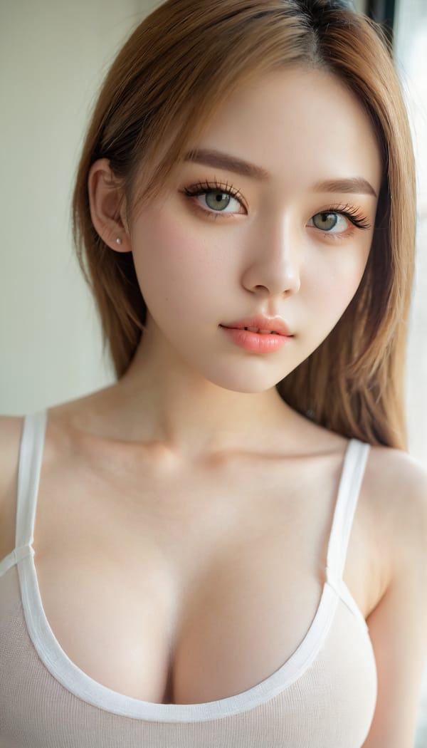 Tags: 21872187, SDXL
{"3": {"inputs": {"seed": 826022107633948, "steps": 64, "cfg": 6.44, "sampler_name": "dpmpp_2m", "scheduler": "karras", "denoise": 1.0, "model": ["27", 0], "positive": ["6", 0], "negative": ["7", 0], "latent_image": ["5", 0]}, "class_type": "KSampler"}, "4": {"inputs": {"ckpt_name": "juggernautxl.safetensors"}, "class_type": "CheckpointLoaderSimple"}, "5": {"inputs": {"width": 768, "height": 1344, "batch_size": 1}, "class_type": "EmptyLatentImage"}, "6": {"inputs": {"text": "19 year old girl, (sexy lips:1.12), (seductive facial expression:1.05), (detailed face:0.98), (idol:1.12), (pale skin:1.13), (beautiful eyes:1.14), (seductive pose:1.08), (cute:1.13), (eyelashes:1.09), (blush:1.01), (slim:1.07), (double eyelids:1.06), (in a seductive pose:1.04), (large perky breasts:1.13), (cleavage:1.02), (thigh gap:1.03), (white tanktop:1.02), busy street, (film:1.09), (soft lighting:1.03), (natural looking skin:1.05), (skin fuzz:1.05), (RAW:1.02), (detailed skin:1.01), (portra:1.02), (textured skin:1.01), (candid cinema:1.07)", "clip": ["27", 1]}, "class_type": "CLIPTextEncode"}, "7": {"inputs": {"text": "(worst quality:1.11), (bad hands:1.06), (open mouth:1.10), (watermark:1.07), (twisted:1.11), (distorted:1.06)", "clip": ["27", 1]}, "class_type": "CLIPTextEncode"}, "8": {"inputs": {"samples": ["3", 0], "vae": ["4", 2]}, "class_type": "VAEDecode"}, "25": {"inputs": {"lora_name": "nudify_xl.safetensors", "strength_model": 0.01, "strength_clip": 0.02, "model": ["4", 0], "clip": ["4", 1]}, "class_type": "LoraLoader"}, "26": {"inputs": {"lora_name": "shirtlift_SDXL_v2.safetensors", "strength_model": 0.05, "strength_clip": 0.02, "model": ["25", 0], "clip": ["25", 1]}, "class_type": "LoraLoader"}, "27": {"inputs": {"lora_name": "PerfectEyesXL.safetensors", "strength_model": 0.12, "strength_clip": 0.04, "model": ["26", 0], "clip": ["26", 1]}, "class_type": "LoraLoader"}, "30": {"inputs": {"model_name": "4x_NMKD-Superscale-SP_178000_G.pth"}, "class_type": "UpscaleModelLoader"}, "31": {"inputs": {"upscale_model": ["30", 0], "image": ["8", 0]}, "class_type": "ImageUpscaleWithModel"}, "32": {"inputs": {"upscale_method": "lanczos", "scale_by": 0.5, "image": ["31", 0]}, "class_type": "ImageScaleBy"}, "33": {"inputs": {"pixels": ["32", 0], "vae": ["4", 2]}, "class_type": "VAEEncode"}, "34": {"inputs": {"seed": 826022107633948, "steps": 64, "cfg": 6.44, "sampler_name": "dpmpp_2m", "scheduler": "karras", "denoise": 0.3, "model": ["27", 0], "positive": ["6", 0], "negative": ["7", 0], "latent_image": ["33", 0]}, "class_type": "KSampler"}, "36": {"inputs": {"samples": ["34", 0], "vae": ["4", 2]}, "class_type": "VAEDecode"}, "39": {"inputs": {"filename_prefix": "comfyapi-1713421624080", "images": ["36", 0]}, "class_type": "SaveImage"}}