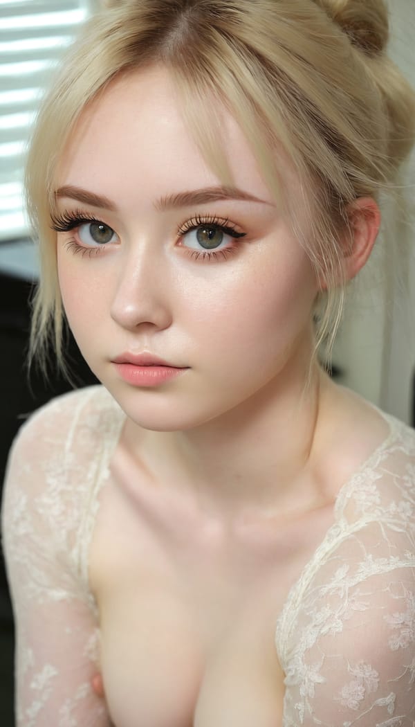 Tags: 21872187, SDXL
{"3": {"inputs": {"seed": 660005614122397, "steps": 64, "cfg": 5.65, "sampler_name": "dpmpp_2m", "scheduler": "karras", "denoise": 1.0, "model": ["27", 0], "positive": ["6", 0], "negative": ["7", 0], "latent_image": ["5", 0]}, "class_type": "KSampler"}, "4": {"inputs": {"ckpt_name": "juggernautxl.safetensors"}, "class_type": "CheckpointLoaderSimple"}, "5": {"inputs": {"width": 768, "height": 1344, "batch_size": 1}, "class_type": "EmptyLatentImage"}, "6": {"inputs": {"text": "19 year old girl, (irish:0.98), (detailed face:0.98), (idol:0.99), (eyelashes:1.14), (beautiful eyes:1.01), (temptress:1.02), (blush:0.99), (cute:1.11), (double eyelids:1.03), (slim:1.13), (seductive facial expression:1.13), (pale skin:1.12), (on all fours:1.04), (spreading ass cheeks:1.02), (from behind:1.06), (backboob:1.04), (an office lady:1.13), (textured skin:1.03), (detailed skin:1.06), (film:1.00), (candid cinema:1.09), (RAW:1.05), (soft lighting:1.07), (natural looking skin:1.08), (portra:1.08), (skin fuzz:1.00)", "clip": ["27", 1]}, "class_type": "CLIPTextEncode"}, "7": {"inputs": {"text": "(bad hands:1.13), (twisted:1.11), (worst quality:1.06), (distorted:1.10), (watermark:1.09), (open mouth:1.13), (low resolution:1.14)", "clip": ["27", 1]}, "class_type": "CLIPTextEncode"}, "8": {"inputs": {"samples": ["3", 0], "vae": ["4", 2]}, "class_type": "VAEDecode"}, "25": {"inputs": {"lora_name": "nudify_xl.safetensors", "strength_model": 0.16, "strength_clip": 0.18, "model": ["4", 0], "clip": ["4", 1]}, "class_type": "LoraLoader"}, "26": {"inputs": {"lora_name": "shirtlift_SDXL_v2.safetensors", "strength_model": 0.01, "strength_clip": 0.15, "model": ["25", 0], "clip": ["25", 1]}, "class_type": "LoraLoader"}, "27": {"inputs": {"lora_name": "PerfectEyesXL.safetensors", "strength_model": 0.16, "strength_clip": 0.03, "model": ["26", 0], "clip": ["26", 1]}, "class_type": "LoraLoader"}, "30": {"inputs": {"model_name": "4x_NMKD-Superscale-SP_178000_G.pth"}, "class_type": "UpscaleModelLoader"}, "31": {"inputs": {"upscale_model": ["30", 0], "image": ["8", 0]}, "class_type": "ImageUpscaleWithModel"}, "32": {"inputs": {"upscale_method": "lanczos", "scale_by": 0.5, "image": ["31", 0]}, "class_type": "ImageScaleBy"}, "33": {"inputs": {"pixels": ["32", 0], "vae": ["4", 2]}, "class_type": "VAEEncode"}, "34": {"inputs": {"seed": 660005614122397, "steps": 64, "cfg": 5.65, "sampler_name": "dpmpp_2m", "scheduler": "karras", "denoise": 0.3, "model": ["27", 0], "positive": ["6", 0], "negative": ["7", 0], "latent_image": ["33", 0]}, "class_type": "KSampler"}, "36": {"inputs": {"samples": ["34", 0], "vae": ["4", 2]}, "class_type": "VAEDecode"}, "39": {"inputs": {"filename_prefix": "comfyapi-1726718687231", "images": ["36", 0]}, "class_type": "SaveImage"}}