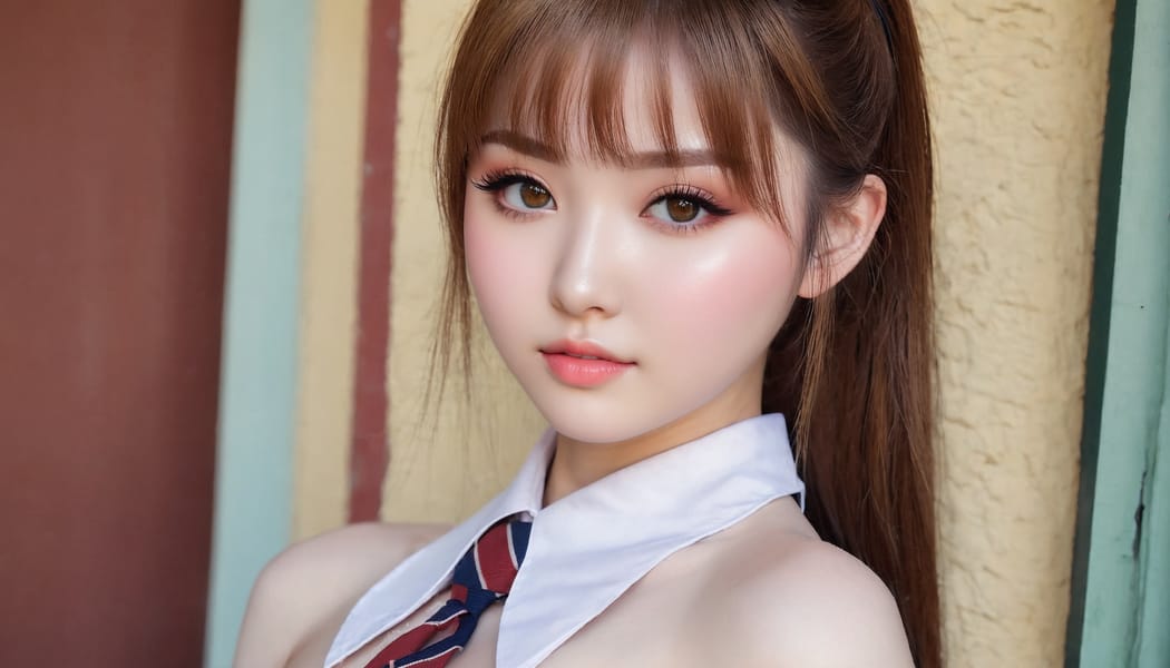 Tags: 21872187, SDXL
{"3": {"inputs": {"seed": 676288682353865, "steps": 64, "cfg": 7.1, "sampler_name": "dpmpp_2m", "scheduler": "karras", "denoise": 1.0, "model": ["27", 0], "positive": ["6", 0], "negative": ["7", 0], "latent_image": ["5", 0]}, "class_type": "KSampler"}, "4": {"inputs": {"ckpt_name": "juggernautxl.safetensors"}, "class_type": "CheckpointLoaderSimple"}, "5": {"inputs": {"width": 1344, "height": 768, "batch_size": 1}, "class_type": "EmptyLatentImage"}, "6": {"inputs": {"text": "21 year old girl, (cute:1.02), (temptress:1.01), (seductive pose:1.08), (sexy lips:1.04), (idol:1.08), (blush:1.13), (detailed face:1.09), (slim:1.06), (pale skin:1.13), (eyelashes:1.09), (double eyelids:0.98), (beautiful eyes:1.06), (in a seductive pose:1.05), (large perky breasts:0.97), (cleavage:1.03), (thigh gap:0.96), (school uniform:0.95), choker, busy street, (natural looking skin:1.02), (soft lighting:1.02), (portra:1.04), (detailed skin:1.01), (textured skin:1.04), (film:1.04), (candid cinema:1.07), (RAW:1.05), (skin fuzz:1.00)", "clip": ["27", 1]}, "class_type": "CLIPTextEncode"}, "7": {"inputs": {"text": "(low resolution:1.10), (bad hands:1.07), (distorted:1.06), (open mouth:1.10), (twisted:1.10), (worst quality:1.12)", "clip": ["27", 1]}, "class_type": "CLIPTextEncode"}, "8": {"inputs": {"samples": ["3", 0], "vae": ["4", 2]}, "class_type": "VAEDecode"}, "25": {"inputs": {"lora_name": "nudify_xl.safetensors", "strength_model": 0.31, "strength_clip": 0.1, "model": ["4", 0], "clip": ["4", 1]}, "class_type": "LoraLoader"}, "26": {"inputs": {"lora_name": "shirtlift_SDXL_v2.safetensors", "strength_model": 0.06, "strength_clip": 0.13, "model": ["25", 0], "clip": ["25", 1]}, "class_type": "LoraLoader"}, "27": {"inputs": {"lora_name": "PerfectEyesXL.safetensors", "strength_model": 0.08, "strength_clip": 0.16, "model": ["26", 0], "clip": ["26", 1]}, "class_type": "LoraLoader"}, "30": {"inputs": {"model_name": "4x_NMKD-Superscale-SP_178000_G.pth"}, "class_type": "UpscaleModelLoader"}, "31": {"inputs": {"upscale_model": ["30", 0], "image": ["8", 0]}, "class_type": "ImageUpscaleWithModel"}, "32": {"inputs": {"upscale_method": "lanczos", "scale_by": 0.5, "image": ["31", 0]}, "class_type": "ImageScaleBy"}, "33": {"inputs": {"pixels": ["32", 0], "vae": ["4", 2]}, "class_type": "VAEEncode"}, "34": {"inputs": {"seed": 676288682353865, "steps": 64, "cfg": 7.1, "sampler_name": "dpmpp_2m", "scheduler": "karras", "denoise": 0.3, "model": ["27", 0], "positive": ["6", 0], "negative": ["7", 0], "latent_image": ["33", 0]}, "class_type": "KSampler"}, "36": {"inputs": {"samples": ["34", 0], "vae": ["4", 2]}, "class_type": "VAEDecode"}, "39": {"inputs": {"filename_prefix": "comfyapi-1713932980627", "images": ["36", 0]}, "class_type": "SaveImage"}}