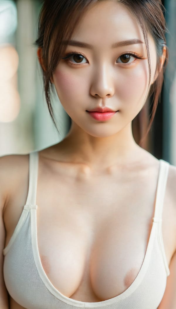 Tags: 21872187, SDXL
{"3": {"inputs": {"seed": 345428373586978, "steps": 64, "cfg": 7.46, "sampler_name": "dpmpp_2m", "scheduler": "karras", "denoise": 1.0, "model": ["27", 0], "positive": ["6", 0], "negative": ["7", 0], "latent_image": ["5", 0]}, "class_type": "KSampler"}, "4": {"inputs": {"ckpt_name": "juggernautxl.safetensors"}, "class_type": "CheckpointLoaderSimple"}, "5": {"inputs": {"width": 768, "height": 1344, "batch_size": 1}, "class_type": "EmptyLatentImage"}, "6": {"inputs": {"text": "26 year old girl, (chinese:1.05), (beautiful eyes:1.07), (idol:0.96), (temptress:1.07), (eyelashes:1.09), (pale skin:1.05), (double eyelids:0.98), (sexy lips:1.14), (blush:1.07), (cute:1.12), (seductive facial expression:1.01), (detailed face:1.14), (seductive pose:1.14), (slim:1.02), (perky ass:1.12), (exposed ass:1.06), (looking back:0.96), (sexy ass:1.07), (thigh gap:0.98), (white tanktop:1.05), busy street, (soft lighting:1.07), (textured skin:1.09), (detailed skin:1.01), (skin fuzz:1.08), (portra:1.07), (film:1.08), (candid cinema:1.02), (natural looking skin:1.00), (RAW:1.09)", "clip": ["27", 1]}, "class_type": "CLIPTextEncode"}, "7": {"inputs": {"text": "(twisted:1.07), (open mouth:1.09), (worst quality:1.11), (low resolution:1.08), (watermark:1.11), (distorted:1.12), (bad hands:1.11)", "clip": ["27", 1]}, "class_type": "CLIPTextEncode"}, "8": {"inputs": {"samples": ["3", 0], "vae": ["4", 2]}, "class_type": "VAEDecode"}, "25": {"inputs": {"lora_name": "nudify_xl.safetensors", "strength_model": 0.23, "strength_clip": 0.22, "model": ["4", 0], "clip": ["4", 1]}, "class_type": "LoraLoader"}, "26": {"inputs": {"lora_name": "shirtlift_SDXL_v2.safetensors", "strength_model": 0.16, "strength_clip": 0.06, "model": ["25", 0], "clip": ["25", 1]}, "class_type": "LoraLoader"}, "27": {"inputs": {"lora_name": "PerfectEyesXL.safetensors", "strength_model": 0.04, "strength_clip": 0.18, "model": ["26", 0], "clip": ["26", 1]}, "class_type": "LoraLoader"}, "30": {"inputs": {"model_name": "4x_NMKD-Superscale-SP_178000_G.pth"}, "class_type": "UpscaleModelLoader"}, "31": {"inputs": {"upscale_model": ["30", 0], "image": ["8", 0]}, "class_type": "ImageUpscaleWithModel"}, "32": {"inputs": {"upscale_method": "lanczos", "scale_by": 0.5, "image": ["31", 0]}, "class_type": "ImageScaleBy"}, "33": {"inputs": {"pixels": ["32", 0], "vae": ["4", 2]}, "class_type": "VAEEncode"}, "34": {"inputs": {"seed": 345428373586978, "steps": 64, "cfg": 7.46, "sampler_name": "dpmpp_2m", "scheduler": "karras", "denoise": 0.3, "model": ["27", 0], "positive": ["6", 0], "negative": ["7", 0], "latent_image": ["33", 0]}, "class_type": "KSampler"}, "36": {"inputs": {"samples": ["34", 0], "vae": ["4", 2]}, "class_type": "VAEDecode"}, "39": {"inputs": {"filename_prefix": "comfyapi-1713234381411", "images": ["36", 0]}, "class_type": "SaveImage"}}