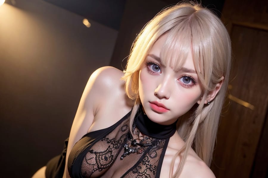 Tags: 21872187
<lora:mix4:0.47>, <lora:taiwanDollLikeness_v20:0.43>, <lora:YaeMiko_Test:0.35>, (ukrainian:1.01), (clubbing:0.94), party, club, <lora:skirtlift-v4:0.98 <lora:Addams:0.31>, extremely detailed eyes, extremely detailed face, cute, (photorealistic:0.91), sexy lips, seductive smile, double eyelids, eyelashes, pale skin, full body portrait, textured skin, sharp, (long slim legs:1.17), 1girl, solo, (dramatic:1.07)
Negative prompt: drawings, anime, black and white, fat, disfigured, (worst quality:2.03)
Steps: 64, Sampler: DPM++ 2M Karras, CFG scale: 5.81, Seed: 3810520751, Size: 768x512, Model hash: fc2511737a, Model: chilloutmix_NiPrunedFp32Fix, Seed resize from: -1x-1, Denoising strength: 0.4, Version: v1.2.1, Hires upscale: 2.0, Hires steps: 48, Hires upscaler: ESRGAN_4x