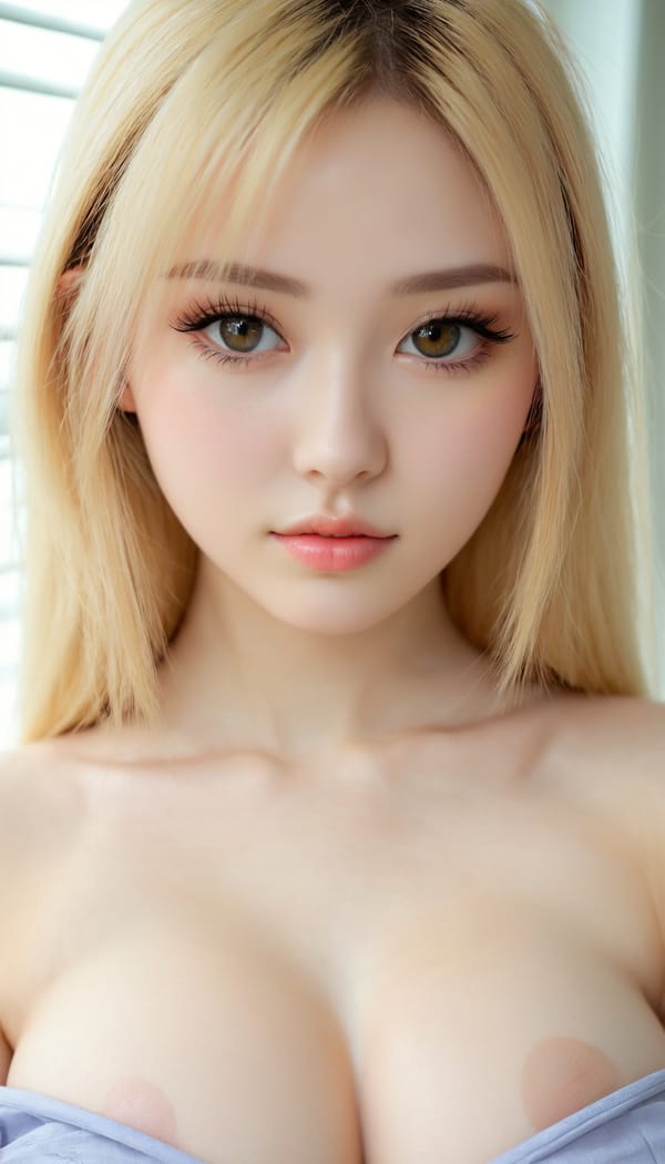 Tags: 21872187, SDXL
{"3": {"inputs": {"seed": 747141025627704, "steps": 32, "cfg": 6.68, "sampler_name": "dpmpp_2m", "scheduler": "karras", "denoise": 1.0, "model": ["27", 0], "positive": ["6", 0], "negative": ["7", 0], "latent_image": ["5", 0]}, "class_type": "KSampler"}, "4": {"inputs": {"ckpt_name": "juggernautxl.safetensors"}, "class_type": "CheckpointLoaderSimple"}, "5": {"inputs": {"width": 768, "height": 1344, "batch_size": 1}, "class_type": "EmptyLatentImage"}, "6": {"inputs": {"text": "19 year old girl, (slim:0.95), (cute:0.95), (blush:1.00), (eyelashes:1.03), (beautiful eyes:1.00), (pale skin:1.02), (temptress:1.09), (detailed face:1.00), (double eyelids:1.05), (idol:1.10), (seductive pose:1.01), (seductive facial expression:1.07), (sexy lips:1.05), (in a seductive pose:1.00), (large perky breasts:0.98), (cleavage:0.97), (thigh gap:1.07), (an office lady:0.95), (candid cinema:1.08), (portra:1.01), (RAW:1.06), (film:1.09), (natural looking skin:1.01), (soft lighting:1.08), (detailed skin:1.03), (skin fuzz:1.09), (textured skin:1.05)", "clip": ["27", 1]}, "class_type": "CLIPTextEncode"}, "7": {"inputs": {"text": "(low resolution:1.14), (open mouth:1.14), (twisted:1.07), (bad hands:1.10), (worst quality:1.12), (distorted:1.08)", "clip": ["27", 1]}, "class_type": "CLIPTextEncode"}, "8": {"inputs": {"samples": ["3", 0], "vae": ["4", 2]}, "class_type": "VAEDecode"}, "25": {"inputs": {"lora_name": "nudify_xl.safetensors", "strength_model": 0.32, "strength_clip": 0.34, "model": ["4", 0], "clip": ["4", 1]}, "class_type": "LoraLoader"}, "26": {"inputs": {"lora_name": "shirtlift_SDXL_v2.safetensors", "strength_model": 0.04, "strength_clip": 0.1, "model": ["25", 0], "clip": ["25", 1]}, "class_type": "LoraLoader"}, "27": {"inputs": {"lora_name": "PerfectEyesXL.safetensors", "strength_model": 0.11, "strength_clip": 0.09, "model": ["26", 0], "clip": ["26", 1]}, "class_type": "LoraLoader"}, "30": {"inputs": {"model_name": "4x_NMKD-Superscale-SP_178000_G.pth"}, "class_type": "UpscaleModelLoader"}, "31": {"inputs": {"upscale_model": ["30", 0], "image": ["8", 0]}, "class_type": "ImageUpscaleWithModel"}, "32": {"inputs": {"upscale_method": "lanczos", "scale_by": 0.5, "image": ["31", 0]}, "class_type": "ImageScaleBy"}, "33": {"inputs": {"pixels": ["32", 0], "vae": ["4", 2]}, "class_type": "VAEEncode"}, "34": {"inputs": {"seed": 747141025627704, "steps": 32, "cfg": 6.68, "sampler_name": "dpmpp_2m", "scheduler": "karras", "denoise": 0.3, "model": ["27", 0], "positive": ["6", 0], "negative": ["7", 0], "latent_image": ["33", 0]}, "class_type": "KSampler"}, "36": {"inputs": {"samples": ["34", 0], "vae": ["4", 2]}, "class_type": "VAEDecode"}, "39": {"inputs": {"filename_prefix": "comfyapi-1725996275092", "images": ["36", 0]}, "class_type": "SaveImage"}}