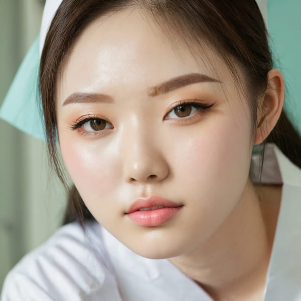 Tags: 21872187, SDXL
{"3": {"inputs": {"seed": 845661017974680, "steps": 32, "cfg": 5.44, "sampler_name": "dpmpp_2m", "scheduler": "karras", "denoise": 1.0, "model": ["27", 0], "positive": ["6", 0], "negative": ["7", 0], "latent_image": ["5", 0]}, "class_type": "KSampler"}, "4": {"inputs": {"ckpt_name": "juggernautxl.safetensors"}, "class_type": "CheckpointLoaderSimple"}, "5": {"inputs": {"width": 1024, "height": 1024, "batch_size": 1}, "class_type": "EmptyLatentImage"}, "6": {"inputs": {"text": "20 year old girl, (korean:0.97), (sexy lips:1.14), (pale skin:1.02), (idol:0.96), (beautiful eyes:1.00), (detailed face:1.13), (blush:0.95), (slim:1.08), (seductive pose:1.00), (temptress:1.02), (double eyelids:1.00), (eyelashes:1.10), (cute:0.96), (seductive facial expression:1.02), (on all fours:1.01), (spreading ass cheeks:1.01), (from behind:0.95), (backboob:1.08), (nurse in uniform:1.07) working in a hospital ward, (skin fuzz:1.00), (film:1.08), (textured skin:1.01), (candid cinema:1.02), (portra:1.07), (detailed skin:1.06), (natural looking skin:1.00), (RAW:1.02), (soft lighting:1.07)", "clip": ["27", 1]}, "class_type": "CLIPTextEncode"}, "7": {"inputs": {"text": "(twisted:1.07), (watermark:1.12), (worst quality:1.12), (distorted:1.12), (bad hands:1.07), (open mouth:1.11), (low resolution:1.09)", "clip": ["27", 1]}, "class_type": "CLIPTextEncode"}, "8": {"inputs": {"samples": ["3", 0], "vae": ["4", 2]}, "class_type": "VAEDecode"}, "25": {"inputs": {"lora_name": "nudify_xl.safetensors", "strength_model": 0.17, "strength_clip": 0.0, "model": ["4", 0], "clip": ["4", 1]}, "class_type": "LoraLoader"}, "26": {"inputs": {"lora_name": "shirtlift_SDXL_v2.safetensors", "strength_model": 0.15, "strength_clip": 0.0, "model": ["25", 0], "clip": ["25", 1]}, "class_type": "LoraLoader"}, "27": {"inputs": {"lora_name": "PerfectEyesXL.safetensors", "strength_model": 0.07, "strength_clip": 0.08, "model": ["26", 0], "clip": ["26", 1]}, "class_type": "LoraLoader"}, "30": {"inputs": {"model_name": "4x_NMKD-Superscale-SP_178000_G.pth"}, "class_type": "UpscaleModelLoader"}, "31": {"inputs": {"upscale_model": ["30", 0], "image": ["8", 0]}, "class_type": "ImageUpscaleWithModel"}, "32": {"inputs": {"upscale_method": "lanczos", "scale_by": 0.5, "image": ["31", 0]}, "class_type": "ImageScaleBy"}, "33": {"inputs": {"pixels": ["32", 0], "vae": ["4", 2]}, "class_type": "VAEEncode"}, "34": {"inputs": {"seed": 845661017974680, "steps": 32, "cfg": 5.44, "sampler_name": "dpmpp_2m", "scheduler": "karras", "denoise": 0.3, "model": ["27", 0], "positive": ["6", 0], "negative": ["7", 0], "latent_image": ["33", 0]}, "class_type": "KSampler"}, "36": {"inputs": {"samples": ["34", 0], "vae": ["4", 2]}, "class_type": "VAEDecode"}, "39": {"inputs": {"filename_prefix": "comfyapi-1723699555100", "images": ["36", 0]}, "class_type": "SaveImage"}}