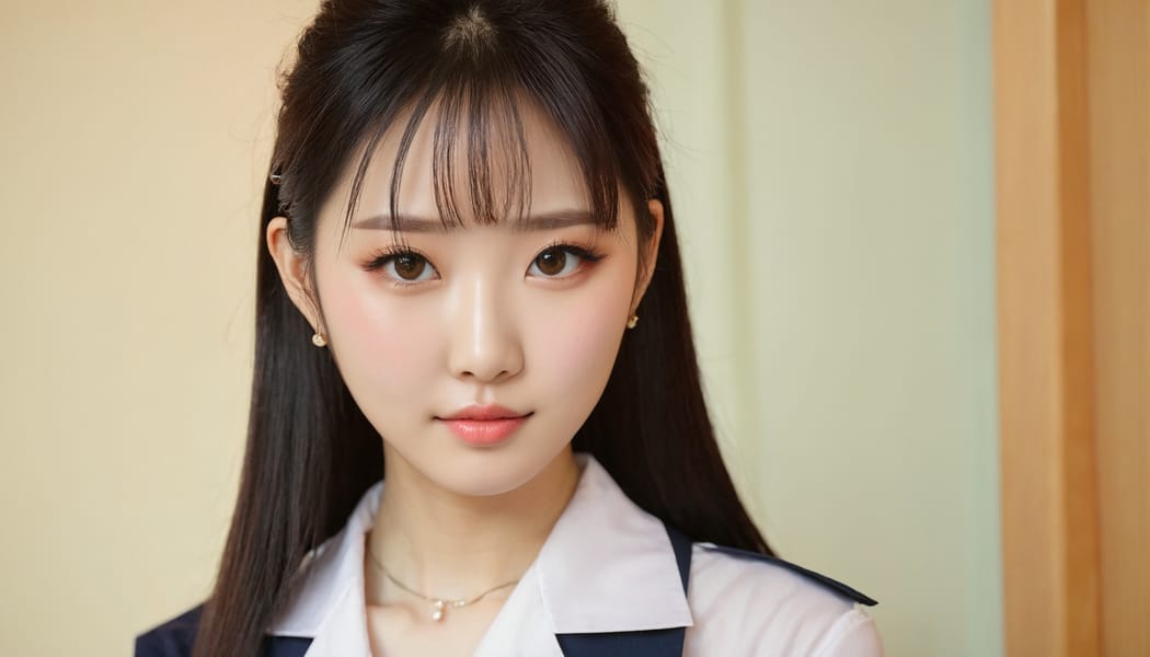 Tags: 21872187, SDXL
{"3": {"inputs": {"seed": 552753865735941, "steps": 64, "cfg": 6.78, "sampler_name": "dpmpp_2m", "scheduler": "karras", "denoise": 1.0, "model": ["27", 0], "positive": ["6", 0], "negative": ["7", 0], "latent_image": ["5", 0]}, "class_type": "KSampler"}, "4": {"inputs": {"ckpt_name": "juggernautxl.safetensors"}, "class_type": "CheckpointLoaderSimple"}, "5": {"inputs": {"width": 1344, "height": 768, "batch_size": 1}, "class_type": "EmptyLatentImage"}, "6": {"inputs": {"text": "26 year old girl, (chinese:0.97), (taiwanese:0.97), (blush:1.05), (sexy lips:1.00), (pale skin:1.07), (slim:1.03), (idol:0.95), (beautiful eyes:1.12), (seductive pose:1.08), (double eyelids:1.01), (temptress:1.01), (detailed face:0.96), (cute:1.06), (eyelashes:0.97), (in a seductive pose:0.95), (large perky breasts:0.96), (cleavage:1.14), (thigh gap:1.10), (school uniform:1.09), choker, busy street, (candid cinema:1.06), (textured skin:1.01), (detailed skin:1.01), (natural looking skin:1.04), (skin fuzz:1.00), (film:1.01), (soft lighting:1.03), (portra:1.03)", "clip": ["27", 1]}, "class_type": "CLIPTextEncode"}, "7": {"inputs": {"text": "(watermark:1.11), (worst quality:1.12), (bad hands:1.12), (low resolution:1.10), (distorted:1.11), (open mouth:1.05), (twisted:1.08)", "clip": ["27", 1]}, "class_type": "CLIPTextEncode"}, "8": {"inputs": {"samples": ["3", 0], "vae": ["4", 2]}, "class_type": "VAEDecode"}, "25": {"inputs": {"lora_name": "nudify_xl.safetensors", "strength_model": 0.1, "strength_clip": 0.38, "model": ["4", 0], "clip": ["4", 1]}, "class_type": "LoraLoader"}, "26": {"inputs": {"lora_name": "shirtlift_SDXL_v2.safetensors", "strength_model": 0.09, "strength_clip": 0.04, "model": ["25", 0], "clip": ["25", 1]}, "class_type": "LoraLoader"}, "27": {"inputs": {"lora_name": "PerfectEyesXL.safetensors", "strength_model": 0.11, "strength_clip": 0.08, "model": ["26", 0], "clip": ["26", 1]}, "class_type": "LoraLoader"}, "30": {"inputs": {"model_name": "4x_NMKD-Superscale-SP_178000_G.pth"}, "class_type": "UpscaleModelLoader"}, "31": {"inputs": {"upscale_model": ["30", 0], "image": ["8", 0]}, "class_type": "ImageUpscaleWithModel"}, "32": {"inputs": {"upscale_method": "lanczos", "scale_by": 0.5, "image": ["31", 0]}, "class_type": "ImageScaleBy"}, "33": {"inputs": {"pixels": ["32", 0], "vae": ["4", 2]}, "class_type": "VAEEncode"}, "34": {"inputs": {"seed": 552753865735941, "steps": 64, "cfg": 6.78, "sampler_name": "dpmpp_2m", "scheduler": "karras", "denoise": 0.3, "model": ["27", 0], "positive": ["6", 0], "negative": ["7", 0], "latent_image": ["33", 0]}, "class_type": "KSampler"}, "36": {"inputs": {"samples": ["34", 0], "vae": ["4", 2]}, "class_type": "VAEDecode"}, "39": {"inputs": {"filename_prefix": "comfyapi-1733983553414", "images": ["36", 0]}, "class_type": "SaveImage"}}