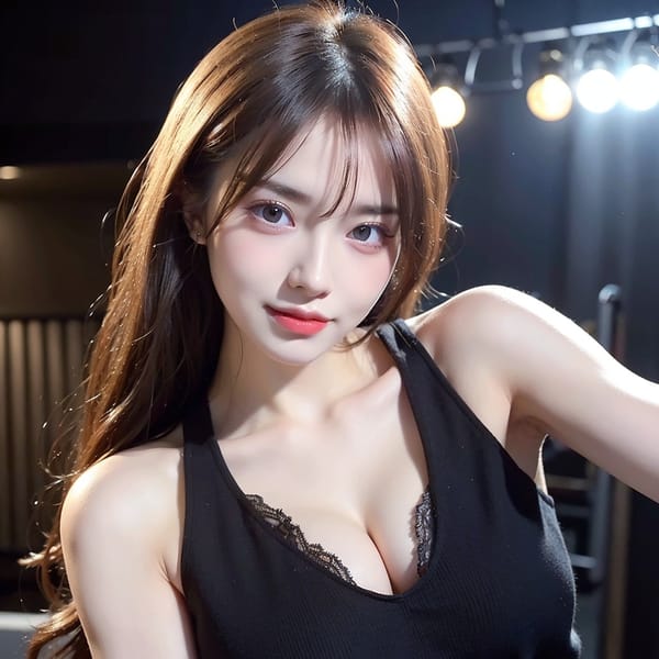 Tags: 21872187
<lora:mix4:0.53>, <lora:JapaneseDollLikeness_v15:0.36>, <lora:taiwanDollLikeness_v20:0.30>, (ukrainian:1.03), (pole dancer:0.90), popular night club, (seductive pose:0.94), extremely detailed eyes, extremely detailed face, cute, (photorealistic:1.02), sexy lips, seductive smile, eyelashes, pale skin, perky breasts, textured skin, best quality, tall, solo, (stunningly attractive:1.19), (dramatic:1.02)
Negative prompt: drawings, paintings, anime, black and white, fat, disfigured, (worst quality:2.23)
Steps: 32, Sampler: DPM++ 2M Karras, CFG scale: 5.89, Seed: 2234803635, Size: 512x512, Model hash: fc2511737a, Model: chilloutmix_NiPrunedFp32Fix, Seed resize from: -1x-1, Denoising strength: 0.4, Version: v1.2.1, Hires upscale: 2.0, Hires steps: 32, Hires upscaler: ESRGAN_4x