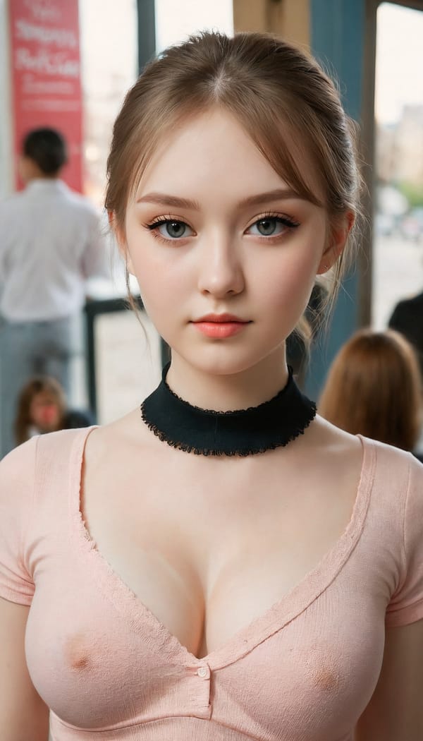 Tags: 21872187, SDXL
{"3": {"inputs": {"seed": 466046321695536, "steps": 64, "cfg": 5.45, "sampler_name": "dpmpp_2m", "scheduler": "karras", "denoise": 1.0, "model": ["27", 0], "positive": ["6", 0], "negative": ["7", 0], "latent_image": ["5", 0]}, "class_type": "KSampler"}, "4": {"inputs": {"ckpt_name": "juggernautXL_v8Rundiffusion.safetensors"}, "class_type": "CheckpointLoaderSimple"}, "5": {"inputs": {"width": 768, "height": 1344, "batch_size": 1}, "class_type": "EmptyLatentImage"}, "6": {"inputs": {"text": "19 year old girl, (russian:1.05), (eyelashes:1.13), (double eyelids:1.04), (blush:1.01), (slim:0.95), (pale skin:1.13), (seductive facial expression:0.97), (idol:1.09), (beautiful eyes:1.03), (detailed face:1.04), (temptress:1.01), (seductive pose:1.08), (sexy lips:1.14), (in a seductive pose:1.12), (large perky breasts:1.02), (cleavage:1.06), (thigh gap:1.05), (school uniform:0.95), choker, busy street, (film:1.05), (soft lighting:1.03), (textured skin:1.00), (natural looking skin:1.00), (detailed skin:1.05), (portra:1.09), (RAW:1.02), (skin fuzz:1.07), (candid cinema:1.00)", "clip": ["27", 1]}, "class_type": "CLIPTextEncode"}, "7": {"inputs": {"text": "(bad hands:1.10), (low resolution:1.09), (distorted:1.05), (open mouth:1.14), (worst quality:1.05), (twisted:1.12), (watermark:1.10)", "clip": ["27", 1]}, "class_type": "CLIPTextEncode"}, "8": {"inputs": {"samples": ["3", 0], "vae": ["4", 2]}, "class_type": "VAEDecode"}, "25": {"inputs": {"lora_name": "nudify_xl.safetensors", "strength_model": 0.19, "strength_clip": 0.35, "model": ["4", 0], "clip": ["4", 1]}, "class_type": "LoraLoader"}, "26": {"inputs": {"lora_name": "shirtlift_SDXL_v2.safetensors", "strength_model": 0.07, "strength_clip": 0.09, "model": ["25", 0], "clip": ["25", 1]}, "class_type": "LoraLoader"}, "27": {"inputs": {"lora_name": "PerfectEyesXL.safetensors", "strength_model": 0.02, "strength_clip": 0.03, "model": ["26", 0], "clip": ["26", 1]}, "class_type": "LoraLoader"}, "30": {"inputs": {"model_name": "4x_NMKD-Superscale-SP_178000_G.pth"}, "class_type": "UpscaleModelLoader"}, "31": {"inputs": {"upscale_model": ["30", 0], "image": ["8", 0]}, "class_type": "ImageUpscaleWithModel"}, "32": {"inputs": {"upscale_method": "lanczos", "scale_by": 0.5, "image": ["31", 0]}, "class_type": "ImageScaleBy"}, "33": {"inputs": {"pixels": ["32", 0], "vae": ["4", 2]}, "class_type": "VAEEncode"}, "34": {"inputs": {"seed": 466046321695536, "steps": 64, "cfg": 5.45, "sampler_name": "dpmpp_2m", "scheduler": "karras", "denoise": 0.3, "model": ["27", 0], "positive": ["6", 0], "negative": ["7", 0], "latent_image": ["33", 0]}, "class_type": "KSampler"}, "36": {"inputs": {"samples": ["34", 0], "vae": ["4", 2]}, "class_type": "VAEDecode"}, "39": {"inputs": {"filename_prefix": "comfyapi-1708172130961", "images": ["36", 0]}, "class_type": "SaveImage"}}