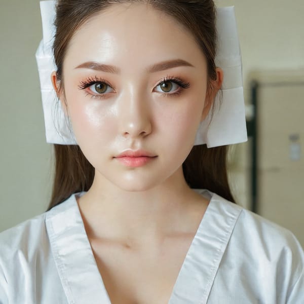 Tags: 21872187, SDXL
{"3": {"inputs": {"seed": 941274460301226, "steps": 32, "cfg": 6.18, "sampler_name": "dpmpp_2m", "scheduler": "karras", "denoise": 1.0, "model": ["27", 0], "positive": ["6", 0], "negative": ["7", 0], "latent_image": ["5", 0]}, "class_type": "KSampler"}, "4": {"inputs": {"ckpt_name": "juggernautxl.safetensors"}, "class_type": "CheckpointLoaderSimple"}, "5": {"inputs": {"width": 1024, "height": 1024, "batch_size": 1}, "class_type": "EmptyLatentImage"}, "6": {"inputs": {"text": "24 year old girl, (cute:1.10), (idol:1.10), (eyelashes:1.14), (detailed face:1.05), (temptress:0.95), (double eyelids:0.95), (blush:1.13), (pale skin:1.04), (seductive pose:1.08), (sexy lips:0.98), (beautiful eyes:1.02), (perky ass:1.09), (exposed ass:1.13), (looking back:1.10), (sexy ass:0.99), (thigh gap:1.06), (nurse in uniform:1.04) working in a hospital ward, (portra:1.07), (textured skin:1.04), (soft lighting:1.03), (detailed skin:1.05), (RAW:1.02), (natural looking skin:1.06), (skin fuzz:1.05), (film:1.03), (candid cinema:1.03)", "clip": ["27", 1]}, "class_type": "CLIPTextEncode"}, "7": {"inputs": {"text": "(distorted:1.08), (worst quality:1.08), (open mouth:1.06), (bad hands:1.06), (low resolution:1.09), (watermark:1.13), (twisted:1.09)", "clip": ["27", 1]}, "class_type": "CLIPTextEncode"}, "8": {"inputs": {"samples": ["3", 0], "vae": ["4", 2]}, "class_type": "VAEDecode"}, "25": {"inputs": {"lora_name": "nudify_xl.safetensors", "strength_model": 0.06, "strength_clip": 0.31, "model": ["4", 0], "clip": ["4", 1]}, "class_type": "LoraLoader"}, "26": {"inputs": {"lora_name": "shirtlift_SDXL_v2.safetensors", "strength_model": 0.19, "strength_clip": 0.16, "model": ["25", 0], "clip": ["25", 1]}, "class_type": "LoraLoader"}, "27": {"inputs": {"lora_name": "PerfectEyesXL.safetensors", "strength_model": 0.03, "strength_clip": 0.03, "model": ["26", 0], "clip": ["26", 1]}, "class_type": "LoraLoader"}, "30": {"inputs": {"model_name": "4x_NMKD-Superscale-SP_178000_G.pth"}, "class_type": "UpscaleModelLoader"}, "31": {"inputs": {"upscale_model": ["30", 0], "image": ["8", 0]}, "class_type": "ImageUpscaleWithModel"}, "32": {"inputs": {"upscale_method": "lanczos", "scale_by": 0.5, "image": ["31", 0]}, "class_type": "ImageScaleBy"}, "33": {"inputs": {"pixels": ["32", 0], "vae": ["4", 2]}, "class_type": "VAEEncode"}, "34": {"inputs": {"seed": 941274460301226, "steps": 32, "cfg": 6.18, "sampler_name": "dpmpp_2m", "scheduler": "karras", "denoise": 0.3, "model": ["27", 0], "positive": ["6", 0], "negative": ["7", 0], "latent_image": ["33", 0]}, "class_type": "KSampler"}, "36": {"inputs": {"samples": ["34", 0], "vae": ["4", 2]}, "class_type": "VAEDecode"}, "39": {"inputs": {"filename_prefix": "comfyapi-1735312900514", "images": ["36", 0]}, "class_type": "SaveImage"}}