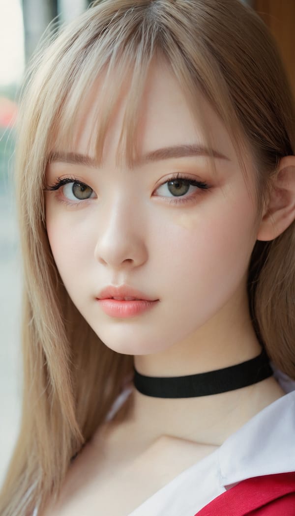 Tags: 21872187, SDXL
{"3": {"inputs": {"seed": 331129635709165, "steps": 64, "cfg": 5.2, "sampler_name": "dpmpp_2m", "scheduler": "karras", "denoise": 1.0, "model": ["27", 0], "positive": ["6", 0], "negative": ["7", 0], "latent_image": ["5", 0]}, "class_type": "KSampler"}, "4": {"inputs": {"ckpt_name": "juggernautxl.safetensors"}, "class_type": "CheckpointLoaderSimple"}, "5": {"inputs": {"width": 768, "height": 1344, "batch_size": 1}, "class_type": "EmptyLatentImage"}, "6": {"inputs": {"text": "19 year old girl, (blush:1.12), (eyelashes:0.98), (pale skin:1.01), (slim:1.02), (detailed face:0.97), (seductive pose:1.06), (cute:1.12), (beautiful eyes:1.02), (idol:1.06), (temptress:0.96), (double eyelids:1.10), (sexy lips:1.10), (seductive facial expression:1.11), (in a seductive pose:1.10), (large perky breasts:1.14), (cleavage:0.98), (thigh gap:1.06), (school uniform:1.00), choker, busy street, (skin fuzz:1.07), (portra:1.07), (candid cinema:1.05), (natural looking skin:1.05), (detailed skin:1.04), (soft lighting:1.07), (textured skin:1.02), (film:1.04), (RAW:1.05)", "clip": ["27", 1]}, "class_type": "CLIPTextEncode"}, "7": {"inputs": {"text": "(watermark:1.12), (twisted:1.12), (worst quality:1.11), (bad hands:1.05), (open mouth:1.06), (distorted:1.10), (low resolution:1.10)", "clip": ["27", 1]}, "class_type": "CLIPTextEncode"}, "8": {"inputs": {"samples": ["3", 0], "vae": ["4", 2]}, "class_type": "VAEDecode"}, "25": {"inputs": {"lora_name": "nudify_xl.safetensors", "strength_model": 0.07, "strength_clip": 0.31, "model": ["4", 0], "clip": ["4", 1]}, "class_type": "LoraLoader"}, "26": {"inputs": {"lora_name": "shirtlift_SDXL_v2.safetensors", "strength_model": 0.0, "strength_clip": 0.01, "model": ["25", 0], "clip": ["25", 1]}, "class_type": "LoraLoader"}, "27": {"inputs": {"lora_name": "PerfectEyesXL.safetensors", "strength_model": 0.16, "strength_clip": 0.01, "model": ["26", 0], "clip": ["26", 1]}, "class_type": "LoraLoader"}, "30": {"inputs": {"model_name": "4x_NMKD-Superscale-SP_178000_G.pth"}, "class_type": "UpscaleModelLoader"}, "31": {"inputs": {"upscale_model": ["30", 0], "image": ["8", 0]}, "class_type": "ImageUpscaleWithModel"}, "32": {"inputs": {"upscale_method": "lanczos", "scale_by": 0.5, "image": ["31", 0]}, "class_type": "ImageScaleBy"}, "33": {"inputs": {"pixels": ["32", 0], "vae": ["4", 2]}, "class_type": "VAEEncode"}, "34": {"inputs": {"seed": 331129635709165, "steps": 64, "cfg": 5.2, "sampler_name": "dpmpp_2m", "scheduler": "karras", "denoise": 0.3, "model": ["27", 0], "positive": ["6", 0], "negative": ["7", 0], "latent_image": ["33", 0]}, "class_type": "KSampler"}, "36": {"inputs": {"samples": ["34", 0], "vae": ["4", 2]}, "class_type": "VAEDecode"}, "39": {"inputs": {"filename_prefix": "comfyapi-1713636048665", "images": ["36", 0]}, "class_type": "SaveImage"}}