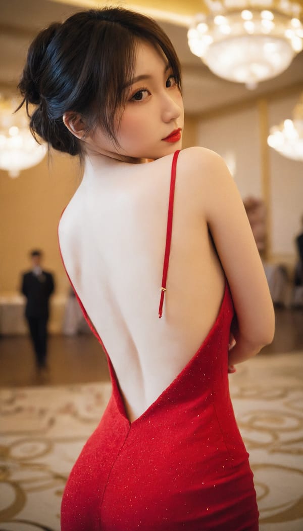 Tags: 21872187, SDXL
{"3": {"inputs": {"seed": 389086290299326, "steps": 64, "cfg": 5.05, "sampler_name": "dpmpp_2m", "scheduler": "karras", "denoise": 1.0, "model": ["27", 0], "positive": ["6", 0], "negative": ["7", 0], "latent_image": ["5", 0]}, "class_type": "KSampler"}, "4": {"inputs": {"ckpt_name": "helloworldxl.safetensors"}, "class_type": "CheckpointLoaderSimple"}, "5": {"inputs": {"width": 768, "height": 1344, "batch_size": 1}, "class_type": "EmptyLatentImage"}, "6": {"inputs": {"text": "23 year old girl, (japanese:0.98), (russian:0.99), (slim:1.08), (seductive pose:1.08), (pale skin:0.96), (double eyelids:1.04), (detailed face:0.95), (beautiful eyes:1.01), (seductive facial expression:1.03), (sexy lips:1.02), (eyelashes:1.04), (blush:0.97), (cute:0.99), (on all fours:1.05), (spreading ass cheeks:1.02), (from behind:1.03), (backboob:1.12), (wearing a low-cut red dress:1.06) at a ballroom, (soft lighting:1.06), (skin fuzz:1.01), (textured skin:1.07), (detailed skin:1.00), (film:1.08), (RAW:1.00), (natural looking skin:1.05), (candid cinema:1.03), (portra:1.00)", "clip": ["27", 1]}, "class_type": "CLIPTextEncode"}, "7": {"inputs": {"text": "(worst quality:1.13), (distorted:1.07), (bad hands:1.07), (twisted:1.12), (open mouth:1.10), (watermark:1.08), (low resolution:1.09)", "clip": ["27", 1]}, "class_type": "CLIPTextEncode"}, "8": {"inputs": {"samples": ["3", 0], "vae": ["4", 2]}, "class_type": "VAEDecode"}, "25": {"inputs": {"lora_name": "nudify_xl.safetensors", "strength_model": 0.18, "strength_clip": 0.34, "model": ["4", 0], "clip": ["4", 1]}, "class_type": "LoraLoader"}, "26": {"inputs": {"lora_name": "shirtlift_SDXL_v2.safetensors", "strength_model": 0.05, "strength_clip": 0.06, "model": ["25", 0], "clip": ["25", 1]}, "class_type": "LoraLoader"}, "27": {"inputs": {"lora_name": "PerfectEyesXL.safetensors", "strength_model": 0.14, "strength_clip": 0.11, "model": ["26", 0], "clip": ["26", 1]}, "class_type": "LoraLoader"}, "30": {"inputs": {"model_name": "4x_NMKD-Superscale-SP_178000_G.pth"}, "class_type": "UpscaleModelLoader"}, "31": {"inputs": {"upscale_model": ["30", 0], "image": ["8", 0]}, "class_type": "ImageUpscaleWithModel"}, "32": {"inputs": {"upscale_method": "lanczos", "scale_by": 0.5, "image": ["31", 0]}, "class_type": "ImageScaleBy"}, "33": {"inputs": {"pixels": ["32", 0], "vae": ["4", 2]}, "class_type": "VAEEncode"}, "34": {"inputs": {"seed": 389086290299326, "steps": 64, "cfg": 5.05, "sampler_name": "dpmpp_2m", "scheduler": "karras", "denoise": 0.3, "model": ["27", 0], "positive": ["6", 0], "negative": ["7", 0], "latent_image": ["33", 0]}, "class_type": "KSampler"}, "36": {"inputs": {"samples": ["34", 0], "vae": ["4", 2]}, "class_type": "VAEDecode"}, "39": {"inputs": {"filename_prefix": "comfyapi-1713753251294", "images": ["36", 0]}, "class_type": "SaveImage"}}