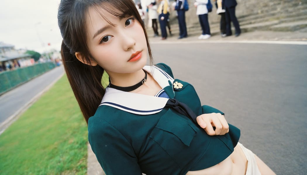 Tags: 21872187, SDXL
{"3": {"inputs": {"seed": 896339273277968, "steps": 32, "cfg": 6.67, "sampler_name": "dpmpp_2m", "scheduler": "karras", "denoise": 1.0, "model": ["27", 0], "positive": ["6", 0], "negative": ["7", 0], "latent_image": ["5", 0]}, "class_type": "KSampler"}, "4": {"inputs": {"ckpt_name": "helloworldxl.safetensors"}, "class_type": "CheckpointLoaderSimple"}, "5": {"inputs": {"width": 1344, "height": 768, "batch_size": 1}, "class_type": "EmptyLatentImage"}, "6": {"inputs": {"text": "20 year old girl, (irish:1.10), (chinese:0.97), (slim:1.01), (blush:1.07), (seductive pose:1.04), (detailed face:0.98), (idol:1.02), (temptress:1.00), (beautiful eyes:0.95), (pale skin:0.97), (eyelashes:0.98), (cute:0.97), (double eyelids:1.09), (seductive facial expression:1.11), (sexy lips:1.08), (perky ass:1.12), (exposed ass:1.10), (looking back:1.10), (sexy ass:0.96), (thigh gap:1.02), (school uniform:1.10), choker, busy street, (candid cinema:1.05), (natural looking skin:1.02), (textured skin:1.08), (skin fuzz:1.06), (film:1.00), (portra:1.03), (RAW:1.01), (detailed skin:1.02), (soft lighting:1.05)", "clip": ["27", 1]}, "class_type": "CLIPTextEncode"}, "7": {"inputs": {"text": "(low resolution:1.12), (distorted:1.09), (open mouth:1.07), (bad hands:1.14), (worst quality:1.05), (twisted:1.09), (watermark:1.08)", "clip": ["27", 1]}, "class_type": "CLIPTextEncode"}, "8": {"inputs": {"samples": ["3", 0], "vae": ["4", 2]}, "class_type": "VAEDecode"}, "25": {"inputs": {"lora_name": "nudify_xl.safetensors", "strength_model": 0.17, "strength_clip": 0.03, "model": ["4", 0], "clip": ["4", 1]}, "class_type": "LoraLoader"}, "26": {"inputs": {"lora_name": "shirtlift_SDXL_v2.safetensors", "strength_model": 0.11, "strength_clip": 0.03, "model": ["25", 0], "clip": ["25", 1]}, "class_type": "LoraLoader"}, "27": {"inputs": {"lora_name": "PerfectEyesXL.safetensors", "strength_model": 0.09, "strength_clip": 0.09, "model": ["26", 0], "clip": ["26", 1]}, "class_type": "LoraLoader"}, "30": {"inputs": {"model_name": "4x_NMKD-Superscale-SP_178000_G.pth"}, "class_type": "UpscaleModelLoader"}, "31": {"inputs": {"upscale_model": ["30", 0], "image": ["8", 0]}, "class_type": "ImageUpscaleWithModel"}, "32": {"inputs": {"upscale_method": "lanczos", "scale_by": 0.5, "image": ["31", 0]}, "class_type": "ImageScaleBy"}, "33": {"inputs": {"pixels": ["32", 0], "vae": ["4", 2]}, "class_type": "VAEEncode"}, "34": {"inputs": {"seed": 896339273277968, "steps": 32, "cfg": 6.67, "sampler_name": "dpmpp_2m", "scheduler": "karras", "denoise": 0.3, "model": ["27", 0], "positive": ["6", 0], "negative": ["7", 0], "latent_image": ["33", 0]}, "class_type": "KSampler"}, "36": {"inputs": {"samples": ["34", 0], "vae": ["4", 2]}, "class_type": "VAEDecode"}, "39": {"inputs": {"filename_prefix": "comfyapi-1716249423332", "images": ["36", 0]}, "class_type": "SaveImage"}}