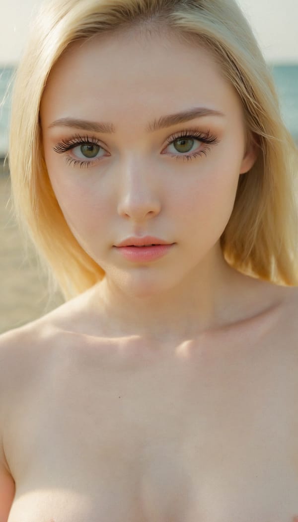 Tags: 21872187, SDXL
{"3": {"inputs": {"seed": 355533556981420, "steps": 64, "cfg": 5.98, "sampler_name": "dpmpp_2m", "scheduler": "karras", "denoise": 1.0, "model": ["27", 0], "positive": ["6", 0], "negative": ["7", 0], "latent_image": ["5", 0]}, "class_type": "KSampler"}, "4": {"inputs": {"ckpt_name": "juggernautxl.safetensors"}, "class_type": "CheckpointLoaderSimple"}, "5": {"inputs": {"width": 768, "height": 1344, "batch_size": 1}, "class_type": "EmptyLatentImage"}, "6": {"inputs": {"text": "24 year old girl, (russian:1.13), (ukrainian:1.14), (idol:1.06), (detailed face:0.98), (eyelashes:1.13), (slim:1.01), (temptress:1.10), (pale skin:1.04), (double eyelids:1.03), (blush:0.96), (cute:1.06), (beautiful eyes:1.12), (seductive facial expression:1.13), (sexy lips:1.09), (seductive pose:1.02), (in a seductive pose:1.13), (large perky breasts:1.04), (cleavage:1.05), (thigh gap:0.96), strolling (nude:1.09) at a beach, (detailed skin:1.04), (soft lighting:1.05), (film:1.02), (portra:1.09), (skin fuzz:1.04), (textured skin:1.00), (candid cinema:1.05), (natural looking skin:1.08), (RAW:1.03)", "clip": ["27", 1]}, "class_type": "CLIPTextEncode"}, "7": {"inputs": {"text": "(low resolution:1.08), (watermark:1.12), (twisted:1.11), (open mouth:1.11), (bad hands:1.05)", "clip": ["27", 1]}, "class_type": "CLIPTextEncode"}, "8": {"inputs": {"samples": ["3", 0], "vae": ["4", 2]}, "class_type": "VAEDecode"}, "25": {"inputs": {"lora_name": "nudify_xl.safetensors", "strength_model": 0.24, "strength_clip": 0.24, "model": ["4", 0], "clip": ["4", 1]}, "class_type": "LoraLoader"}, "26": {"inputs": {"lora_name": "shirtlift_SDXL_v2.safetensors", "strength_model": 0.06, "strength_clip": 0.05, "model": ["25", 0], "clip": ["25", 1]}, "class_type": "LoraLoader"}, "27": {"inputs": {"lora_name": "PerfectEyesXL.safetensors", "strength_model": 0.05, "strength_clip": 0.14, "model": ["26", 0], "clip": ["26", 1]}, "class_type": "LoraLoader"}, "30": {"inputs": {"model_name": "4x_NMKD-Superscale-SP_178000_G.pth"}, "class_type": "UpscaleModelLoader"}, "31": {"inputs": {"upscale_model": ["30", 0], "image": ["8", 0]}, "class_type": "ImageUpscaleWithModel"}, "32": {"inputs": {"upscale_method": "lanczos", "scale_by": 0.5, "image": ["31", 0]}, "class_type": "ImageScaleBy"}, "33": {"inputs": {"pixels": ["32", 0], "vae": ["4", 2]}, "class_type": "VAEEncode"}, "34": {"inputs": {"seed": 355533556981420, "steps": 64, "cfg": 5.98, "sampler_name": "dpmpp_2m", "scheduler": "karras", "denoise": 0.3, "model": ["27", 0], "positive": ["6", 0], "negative": ["7", 0], "latent_image": ["33", 0]}, "class_type": "KSampler"}, "36": {"inputs": {"samples": ["34", 0], "vae": ["4", 2]}, "class_type": "VAEDecode"}, "39": {"inputs": {"filename_prefix": "comfyapi-1725923559138", "images": ["36", 0]}, "class_type": "SaveImage"}}