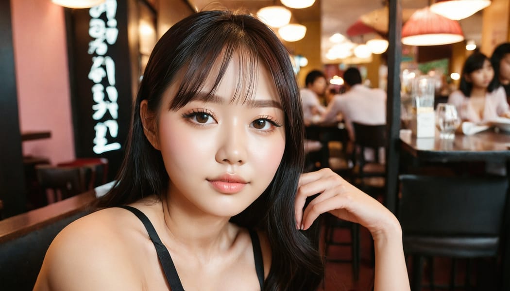 Tags: 21872187, SDXL
{"3": {"inputs": {"seed": 367912609132556, "steps": 32, "cfg": 7.95, "sampler_name": "dpmpp_2m", "scheduler": "karras", "denoise": 1.0, "model": ["27", 0], "positive": ["6", 0], "negative": ["7", 0], "latent_image": ["5", 0]}, "class_type": "KSampler"}, "4": {"inputs": {"ckpt_name": "juggernautxl.safetensors"}, "class_type": "CheckpointLoaderSimple"}, "5": {"inputs": {"width": 1344, "height": 768, "batch_size": 1}, "class_type": "EmptyLatentImage"}, "6": {"inputs": {"text": "24 year old girl, (cute:1.06), (double eyelids:1.14), (blush:1.13), (temptress:0.99), (eyelashes:1.04), (seductive pose:1.07), (detailed face:1.08), (sexy lips:1.04), (seductive facial expression:1.03), (idol:1.03), (beautiful eyes:1.02), (slim:1.06), (on all fours:1.10), (spreading ass cheeks:1.12), (from behind:1.07), (backboob:1.13), (wearing a little black dress:1.02) at a fine dining restaurant, (textured skin:1.00), (natural looking skin:1.03), (candid cinema:1.00), (soft lighting:1.02), (detailed skin:1.05), (film:1.06), (RAW:1.01), (portra:1.02), (skin fuzz:1.03)", "clip": ["27", 1]}, "class_type": "CLIPTextEncode"}, "7": {"inputs": {"text": "(worst quality:1.13), (watermark:1.10), (bad hands:1.14), (twisted:1.08), (distorted:1.07), (open mouth:1.07), (low resolution:1.13)", "clip": ["27", 1]}, "class_type": "CLIPTextEncode"}, "8": {"inputs": {"samples": ["3", 0], "vae": ["4", 2]}, "class_type": "VAEDecode"}, "25": {"inputs": {"lora_name": "nudify_xl.safetensors", "strength_model": 0.07, "strength_clip": 0.23, "model": ["4", 0], "clip": ["4", 1]}, "class_type": "LoraLoader"}, "26": {"inputs": {"lora_name": "shirtlift_SDXL_v2.safetensors", "strength_model": 0.07, "strength_clip": 0.19, "model": ["25", 0], "clip": ["25", 1]}, "class_type": "LoraLoader"}, "27": {"inputs": {"lora_name": "PerfectEyesXL.safetensors", "strength_model": 0.07, "strength_clip": 0.14, "model": ["26", 0], "clip": ["26", 1]}, "class_type": "LoraLoader"}, "30": {"inputs": {"model_name": "4x_NMKD-Superscale-SP_178000_G.pth"}, "class_type": "UpscaleModelLoader"}, "31": {"inputs": {"upscale_model": ["30", 0], "image": ["8", 0]}, "class_type": "ImageUpscaleWithModel"}, "32": {"inputs": {"upscale_method": "lanczos", "scale_by": 0.5, "image": ["31", 0]}, "class_type": "ImageScaleBy"}, "33": {"inputs": {"pixels": ["32", 0], "vae": ["4", 2]}, "class_type": "VAEEncode"}, "34": {"inputs": {"seed": 367912609132556, "steps": 32, "cfg": 7.95, "sampler_name": "dpmpp_2m", "scheduler": "karras", "denoise": 0.3, "model": ["27", 0], "positive": ["6", 0], "negative": ["7", 0], "latent_image": ["33", 0]}, "class_type": "KSampler"}, "36": {"inputs": {"samples": ["34", 0], "vae": ["4", 2]}, "class_type": "VAEDecode"}, "39": {"inputs": {"filename_prefix": "comfyapi-1718242149052", "images": ["36", 0]}, "class_type": "SaveImage"}}