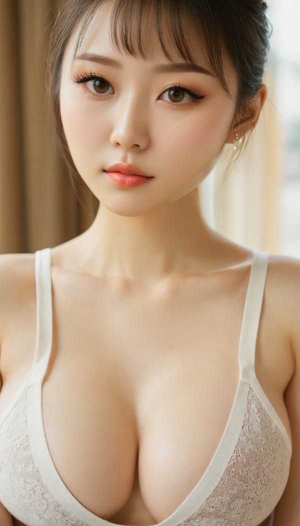 Tags: 21872187, SDXL
{"3": {"inputs": {"seed": 263269267616670, "steps": 64, "cfg": 5.61, "sampler_name": "dpmpp_2m", "scheduler": "karras", "denoise": 1.0, "model": ["27", 0], "positive": ["6", 0], "negative": ["7", 0], "latent_image": ["5", 0]}, "class_type": "KSampler"}, "4": {"inputs": {"ckpt_name": "juggernautxl.safetensors"}, "class_type": "CheckpointLoaderSimple"}, "5": {"inputs": {"width": 768, "height": 1344, "batch_size": 1}, "class_type": "EmptyLatentImage"}, "6": {"inputs": {"text": "24 year old girl, (chinese:0.97), (russian:1.10), (eyelashes:1.06), (seductive pose:1.04), (sexy lips:1.14), (cute:1.03), (pale skin:1.10), (blush:0.99), (seductive facial expression:1.05), (detailed face:1.13), (slim:1.09), (idol:0.96), (beautiful eyes:1.07), (double eyelids:1.10), (temptress:0.96), (in a seductive pose:0.95), (large perky breasts:1.07), (cleavage:0.97), (thigh gap:1.02), (white tanktop:1.09), busy street, (detailed skin:1.08), (candid cinema:1.05), (soft lighting:1.08), (natural looking skin:1.01), (film:1.01), (RAW:1.05), (portra:1.06), (textured skin:1.06), (skin fuzz:1.02)", "clip": ["27", 1]}, "class_type": "CLIPTextEncode"}, "7": {"inputs": {"text": "(distorted:1.14), (twisted:1.13), (watermark:1.09), (worst quality:1.13), (bad hands:1.10), (open mouth:1.13), (low resolution:1.05)", "clip": ["27", 1]}, "class_type": "CLIPTextEncode"}, "8": {"inputs": {"samples": ["3", 0], "vae": ["4", 2]}, "class_type": "VAEDecode"}, "25": {"inputs": {"lora_name": "nudify_xl.safetensors", "strength_model": 0.33, "strength_clip": 0.32, "model": ["4", 0], "clip": ["4", 1]}, "class_type": "LoraLoader"}, "26": {"inputs": {"lora_name": "shirtlift_SDXL_v2.safetensors", "strength_model": 0.11, "strength_clip": 0.0, "model": ["25", 0], "clip": ["25", 1]}, "class_type": "LoraLoader"}, "27": {"inputs": {"lora_name": "PerfectEyesXL.safetensors", "strength_model": 0.08, "strength_clip": 0.04, "model": ["26", 0], "clip": ["26", 1]}, "class_type": "LoraLoader"}, "30": {"inputs": {"model_name": "4x_NMKD-Superscale-SP_178000_G.pth"}, "class_type": "UpscaleModelLoader"}, "31": {"inputs": {"upscale_model": ["30", 0], "image": ["8", 0]}, "class_type": "ImageUpscaleWithModel"}, "32": {"inputs": {"upscale_method": "lanczos", "scale_by": 0.5, "image": ["31", 0]}, "class_type": "ImageScaleBy"}, "33": {"inputs": {"pixels": ["32", 0], "vae": ["4", 2]}, "class_type": "VAEEncode"}, "34": {"inputs": {"seed": 263269267616670, "steps": 64, "cfg": 5.61, "sampler_name": "dpmpp_2m", "scheduler": "karras", "denoise": 0.3, "model": ["27", 0], "positive": ["6", 0], "negative": ["7", 0], "latent_image": ["33", 0]}, "class_type": "KSampler"}, "36": {"inputs": {"samples": ["34", 0], "vae": ["4", 2]}, "class_type": "VAEDecode"}, "39": {"inputs": {"filename_prefix": "comfyapi-1714631202549", "images": ["36", 0]}, "class_type": "SaveImage"}}