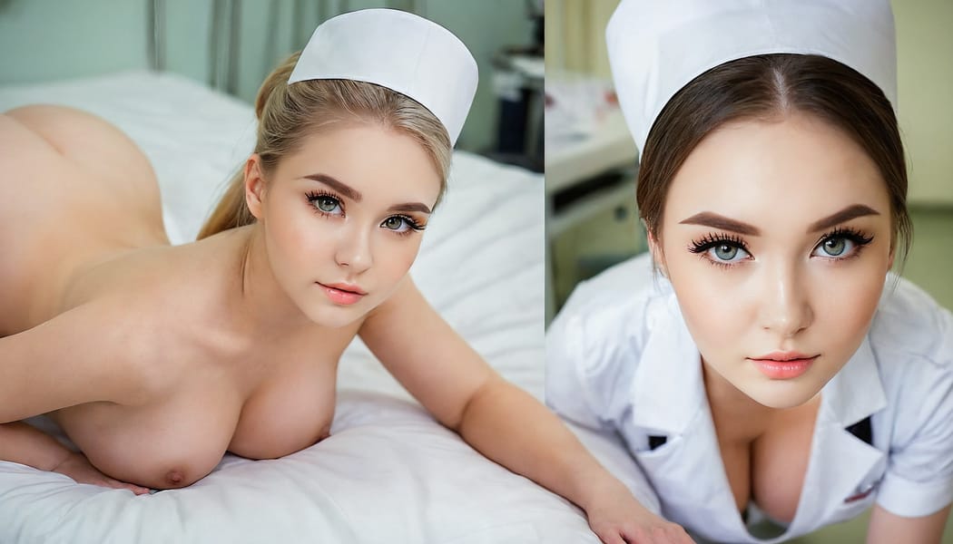 Tags: 21872187, SDXL
{"3": {"inputs": {"seed": 480799469430250, "steps": 32, "cfg": 5.49, "sampler_name": "dpmpp_2m", "scheduler": "karras", "denoise": 1.0, "model": ["27", 0], "positive": ["6", 0], "negative": ["7", 0], "latent_image": ["5", 0]}, "class_type": "KSampler"}, "4": {"inputs": {"ckpt_name": "juggernautXL_v8Rundiffusion.safetensors"}, "class_type": "CheckpointLoaderSimple"}, "5": {"inputs": {"width": 1344, "height": 768, "batch_size": 1}, "class_type": "EmptyLatentImage"}, "6": {"inputs": {"text": "23 year old girl, (ukrainian:1.10), (sexy lips:0.97), (beautiful eyes:1.08), (detailed face:1.03), (double eyelids:1.09), (seductive pose:1.13), (blush:1.02), (seductive facial expression:0.97), (temptress:1.07), (cute:1.05), (eyelashes:1.00), (pale skin:0.95), (idol:0.96), (on all fours:1.05), (spreading ass cheeks:0.96), (from behind:1.02), (backboob:1.14), (nurse in uniform:1.13) working in a hospital ward, (textured skin:1.01), (detailed skin:1.02), (natural looking skin:1.05), (soft lighting:1.00), (candid cinema:1.05), (skin fuzz:1.06), (portra:1.03), (film:1.06)", "clip": ["27", 1]}, "class_type": "CLIPTextEncode"}, "7": {"inputs": {"text": "(low resolution:1.07), (bad hands:1.06), (twisted:1.13), (worst quality:1.07), (distorted:1.12), (watermark:1.13), (open mouth:1.06)", "clip": ["27", 1]}, "class_type": "CLIPTextEncode"}, "8": {"inputs": {"samples": ["3", 0], "vae": ["4", 2]}, "class_type": "VAEDecode"}, "25": {"inputs": {"lora_name": "nudify_xl.safetensors", "strength_model": 0.2, "strength_clip": 0.27, "model": ["4", 0], "clip": ["4", 1]}, "class_type": "LoraLoader"}, "26": {"inputs": {"lora_name": "shirtlift_SDXL_v2.safetensors", "strength_model": 0.15, "strength_clip": 0.09, "model": ["25", 0], "clip": ["25", 1]}, "class_type": "LoraLoader"}, "27": {"inputs": {"lora_name": "PerfectEyesXL.safetensors", "strength_model": 0.15, "strength_clip": 0.06, "model": ["26", 0], "clip": ["26", 1]}, "class_type": "LoraLoader"}, "30": {"inputs": {"model_name": "4x_NMKD-Superscale-SP_178000_G.pth"}, "class_type": "UpscaleModelLoader"}, "31": {"inputs": {"upscale_model": ["30", 0], "image": ["8", 0]}, "class_type": "ImageUpscaleWithModel"}, "32": {"inputs": {"upscale_method": "lanczos", "scale_by": 0.5, "image": ["31", 0]}, "class_type": "ImageScaleBy"}, "33": {"inputs": {"pixels": ["32", 0], "vae": ["4", 2]}, "class_type": "VAEEncode"}, "34": {"inputs": {"seed": 480799469430250, "steps": 32, "cfg": 5.49, "sampler_name": "dpmpp_2m", "scheduler": "karras", "denoise": 0.3, "model": ["27", 0], "positive": ["6", 0], "negative": ["7", 0], "latent_image": ["33", 0]}, "class_type": "KSampler"}, "36": {"inputs": {"samples": ["34", 0], "vae": ["4", 2]}, "class_type": "VAEDecode"}, "39": {"inputs": {"filename_prefix": "comfyapi-1707956390540", "images": ["36", 0]}, "class_type": "SaveImage"}}