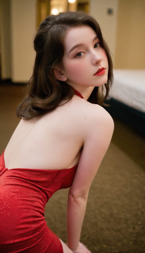 Tags: 21872187, SDXL
{"3": {"inputs": {"seed": 961153712840523, "steps": 32, "cfg": 6.95, "sampler_name": "dpmpp_2m", "scheduler": "karras", "denoise": 1.0, "model": ["27", 0], "positive": ["6", 0], "negative": ["7", 0], "latent_image": ["5", 0]}, "class_type": "KSampler"}, "4": {"inputs": {"ckpt_name": "leosamsHelloworldSDXL_helloworldSDXL32DPO.safetensors"}, "class_type": "CheckpointLoaderSimple"}, "5": {"inputs": {"width": 768, "height": 1344, "batch_size": 1}, "class_type": "EmptyLatentImage"}, "6": {"inputs": {"text": "19 year old girl, (irish:1.12), (cute:1.03), (blush:1.04), (seductive facial expression:1.00), (temptress:0.99), (sexy lips:1.00), (idol:1.08), (seductive pose:1.03), (pale skin:1.06), (detailed face:1.12), (double eyelids:0.98), (on all fours:1.13), (spreading ass cheeks:0.95), (from behind:1.08), (backboob:1.05), (wearing a low-cut red dress:1.02) at a ballroom, (candid cinema:1.08), (textured skin:1.05), (skin fuzz:1.06), (natural looking skin:1.03), (RAW:1.06), (soft lighting:1.00), (film:1.03), (portra:1.03), (detailed skin:1.08)", "clip": ["27", 1]}, "class_type": "CLIPTextEncode"}, "7": {"inputs": {"text": "(low resolution:1.13), (watermark:1.07), (distorted:1.13), (bad hands:1.09), (twisted:1.13), (open mouth:1.11), (worst quality:1.07)", "clip": ["27", 1]}, "class_type": "CLIPTextEncode"}, "8": {"inputs": {"samples": ["3", 0], "vae": ["4", 2]}, "class_type": "VAEDecode"}, "25": {"inputs": {"lora_name": "nudify_xl.safetensors", "strength_model": 0.18, "strength_clip": 0.3, "model": ["4", 0], "clip": ["4", 1]}, "class_type": "LoraLoader"}, "26": {"inputs": {"lora_name": "shirtlift_SDXL_v2.safetensors", "strength_model": 0.05, "strength_clip": 0.05, "model": ["25", 0], "clip": ["25", 1]}, "class_type": "LoraLoader"}, "27": {"inputs": {"lora_name": "PerfectEyesXL.safetensors", "strength_model": 0.06, "strength_clip": 0.1, "model": ["26", 0], "clip": ["26", 1]}, "class_type": "LoraLoader"}, "30": {"inputs": {"model_name": "4x_NMKD-Superscale-SP_178000_G.pth"}, "class_type": "UpscaleModelLoader"}, "31": {"inputs": {"upscale_model": ["30", 0], "image": ["8", 0]}, "class_type": "ImageUpscaleWithModel"}, "32": {"inputs": {"upscale_method": "lanczos", "scale_by": 0.5, "image": ["31", 0]}, "class_type": "ImageScaleBy"}, "33": {"inputs": {"pixels": ["32", 0], "vae": ["4", 2]}, "class_type": "VAEEncode"}, "34": {"inputs": {"seed": 961153712840523, "steps": 32, "cfg": 6.95, "sampler_name": "dpmpp_2m", "scheduler": "karras", "denoise": 0.3, "model": ["27", 0], "positive": ["6", 0], "negative": ["7", 0], "latent_image": ["33", 0]}, "class_type": "KSampler"}, "36": {"inputs": {"samples": ["34", 0], "vae": ["4", 2]}, "class_type": "VAEDecode"}, "39": {"inputs": {"filename_prefix": "comfyapi-1707276900597", "images": ["36", 0]}, "class_type": "SaveImage"}}