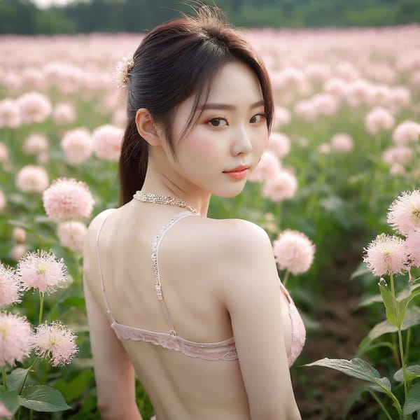 Tags: 21872187, SDXL
{"3": {"inputs": {"seed": 136358754073978, "steps": 32, "cfg": 7.18, "sampler_name": "dpmpp_2m", "scheduler": "karras", "denoise": 1.0, "model": ["27", 0], "positive": ["6", 0], "negative": ["7", 0], "latent_image": ["5", 0]}, "class_type": "KSampler"}, "4": {"inputs": {"ckpt_name": "juggernautxl.safetensors"}, "class_type": "CheckpointLoaderSimple"}, "5": {"inputs": {"width": 1024, "height": 1024, "batch_size": 1}, "class_type": "EmptyLatentImage"}, "6": {"inputs": {"text": "26 year old girl, (korean:1.10), (russian:1.02), (slim:1.06), (seductive facial expression:1.03), (idol:1.09), (pale skin:1.03), (blush:1.06), (seductive pose:0.96), (temptress:1.13), (beautiful eyes:1.09), (eyelashes:0.98), (cute:1.14), (double eyelids:1.05), (detailed face:1.08), (perky ass:1.08), (exposed ass:1.08), (looking back:0.96), (sexy ass:1.11), (thigh gap:1.07), wearing (translucent clothes:1.04) on a flower field, (soft lighting:1.04), (skin fuzz:1.02), (textured skin:1.06), (natural looking skin:1.04), (film:1.05), (portra:1.05), (candid cinema:1.04), (detailed skin:1.02), (RAW:1.04)", "clip": ["27", 1]}, "class_type": "CLIPTextEncode"}, "7": {"inputs": {"text": "(twisted:1.14), (open mouth:1.08), (bad hands:1.06), (worst quality:1.11), (watermark:1.12), (distorted:1.05), (low resolution:1.07)", "clip": ["27", 1]}, "class_type": "CLIPTextEncode"}, "8": {"inputs": {"samples": ["3", 0], "vae": ["4", 2]}, "class_type": "VAEDecode"}, "25": {"inputs": {"lora_name": "nudify_xl.safetensors", "strength_model": 0.17, "strength_clip": 0.31, "model": ["4", 0], "clip": ["4", 1]}, "class_type": "LoraLoader"}, "26": {"inputs": {"lora_name": "shirtlift_SDXL_v2.safetensors", "strength_model": 0.15, "strength_clip": 0.18, "model": ["25", 0], "clip": ["25", 1]}, "class_type": "LoraLoader"}, "27": {"inputs": {"lora_name": "PerfectEyesXL.safetensors", "strength_model": 0.19, "strength_clip": 0.13, "model": ["26", 0], "clip": ["26", 1]}, "class_type": "LoraLoader"}, "30": {"inputs": {"model_name": "4x_NMKD-Superscale-SP_178000_G.pth"}, "class_type": "UpscaleModelLoader"}, "31": {"inputs": {"upscale_model": ["30", 0], "image": ["8", 0]}, "class_type": "ImageUpscaleWithModel"}, "32": {"inputs": {"upscale_method": "lanczos", "scale_by": 0.5, "image": ["31", 0]}, "class_type": "ImageScaleBy"}, "33": {"inputs": {"pixels": ["32", 0], "vae": ["4", 2]}, "class_type": "VAEEncode"}, "34": {"inputs": {"seed": 136358754073978, "steps": 32, "cfg": 7.18, "sampler_name": "dpmpp_2m", "scheduler": "karras", "denoise": 0.3, "model": ["27", 0], "positive": ["6", 0], "negative": ["7", 0], "latent_image": ["33", 0]}, "class_type": "KSampler"}, "36": {"inputs": {"samples": ["34", 0], "vae": ["4", 2]}, "class_type": "VAEDecode"}, "39": {"inputs": {"filename_prefix": "comfyapi-1718641337522", "images": ["36", 0]}, "class_type": "SaveImage"}}