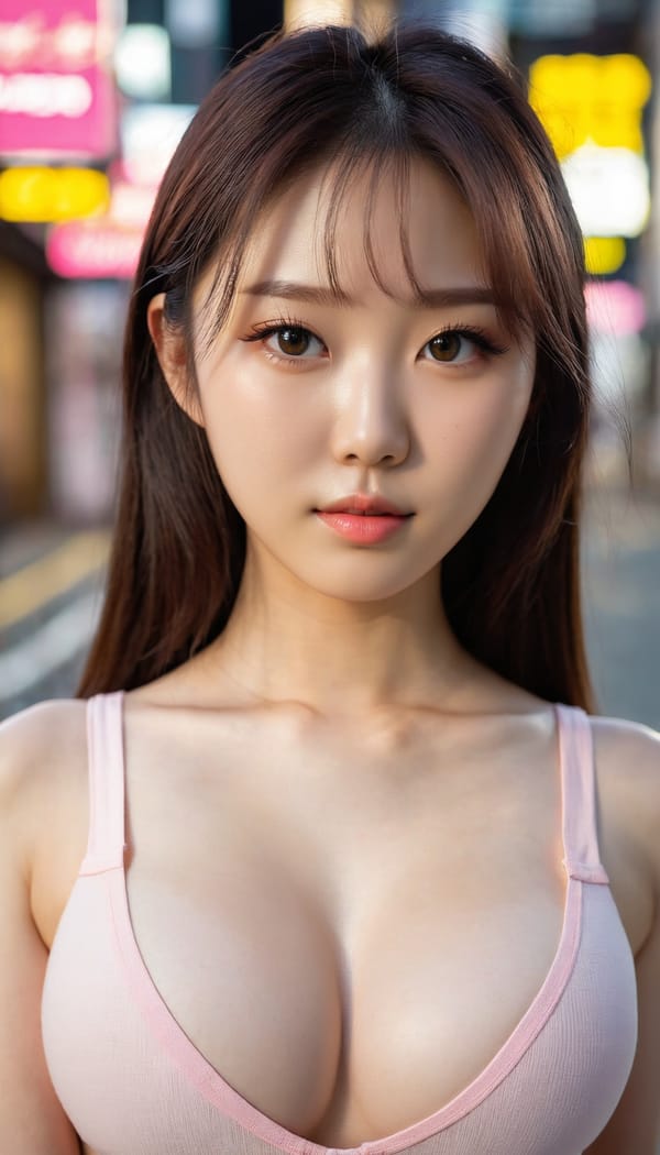 Tags: 21872187, SDXL
{"3": {"inputs": {"seed": 428219700307587, "steps": 64, "cfg": 7.95, "sampler_name": "dpmpp_2m", "scheduler": "karras", "denoise": 1.0, "model": ["27", 0], "positive": ["6", 0], "negative": ["7", 0], "latent_image": ["5", 0]}, "class_type": "KSampler"}, "4": {"inputs": {"ckpt_name": "juggernautxl.safetensors"}, "class_type": "CheckpointLoaderSimple"}, "5": {"inputs": {"width": 768, "height": 1344, "batch_size": 1}, "class_type": "EmptyLatentImage"}, "6": {"inputs": {"text": "20 year old girl, (korean:1.03), (seductive pose:1.03), (cute:1.14), (beautiful eyes:0.99), (slim:1.03), (seductive facial expression:1.09), (temptress:1.13), (pale skin:1.07), (double eyelids:1.03), (blush:1.14), (sexy lips:0.97), (idol:0.98), (detailed face:1.04), (eyelashes:1.06), (in a seductive pose:1.08), (large perky breasts:1.02), (cleavage:1.11), (thigh gap:0.97), (white tanktop:0.99), busy street, (skin fuzz:1.02), (portra:1.04), (film:1.02), (detailed skin:1.07), (textured skin:1.04), (RAW:1.05), (natural looking skin:1.03), (candid cinema:1.00), (soft lighting:1.08)", "clip": ["27", 1]}, "class_type": "CLIPTextEncode"}, "7": {"inputs": {"text": "(distorted:1.08), (open mouth:1.06), (worst quality:1.08), (watermark:1.11), (twisted:1.09), (bad hands:1.06), (low resolution:1.10)", "clip": ["27", 1]}, "class_type": "CLIPTextEncode"}, "8": {"inputs": {"samples": ["3", 0], "vae": ["4", 2]}, "class_type": "VAEDecode"}, "25": {"inputs": {"lora_name": "nudify_xl.safetensors", "strength_model": 0.18, "strength_clip": 0.34, "model": ["4", 0], "clip": ["4", 1]}, "class_type": "LoraLoader"}, "26": {"inputs": {"lora_name": "shirtlift_SDXL_v2.safetensors", "strength_model": 0.07, "strength_clip": 0.02, "model": ["25", 0], "clip": ["25", 1]}, "class_type": "LoraLoader"}, "27": {"inputs": {"lora_name": "PerfectEyesXL.safetensors", "strength_model": 0.07, "strength_clip": 0.12, "model": ["26", 0], "clip": ["26", 1]}, "class_type": "LoraLoader"}, "30": {"inputs": {"model_name": "4x_NMKD-Superscale-SP_178000_G.pth"}, "class_type": "UpscaleModelLoader"}, "31": {"inputs": {"upscale_model": ["30", 0], "image": ["8", 0]}, "class_type": "ImageUpscaleWithModel"}, "32": {"inputs": {"upscale_method": "lanczos", "scale_by": 0.5, "image": ["31", 0]}, "class_type": "ImageScaleBy"}, "33": {"inputs": {"pixels": ["32", 0], "vae": ["4", 2]}, "class_type": "VAEEncode"}, "34": {"inputs": {"seed": 428219700307587, "steps": 64, "cfg": 7.95, "sampler_name": "dpmpp_2m", "scheduler": "karras", "denoise": 0.3, "model": ["27", 0], "positive": ["6", 0], "negative": ["7", 0], "latent_image": ["33", 0]}, "class_type": "KSampler"}, "36": {"inputs": {"samples": ["34", 0], "vae": ["4", 2]}, "class_type": "VAEDecode"}, "39": {"inputs": {"filename_prefix": "comfyapi-1728166557289", "images": ["36", 0]}, "class_type": "SaveImage"}}