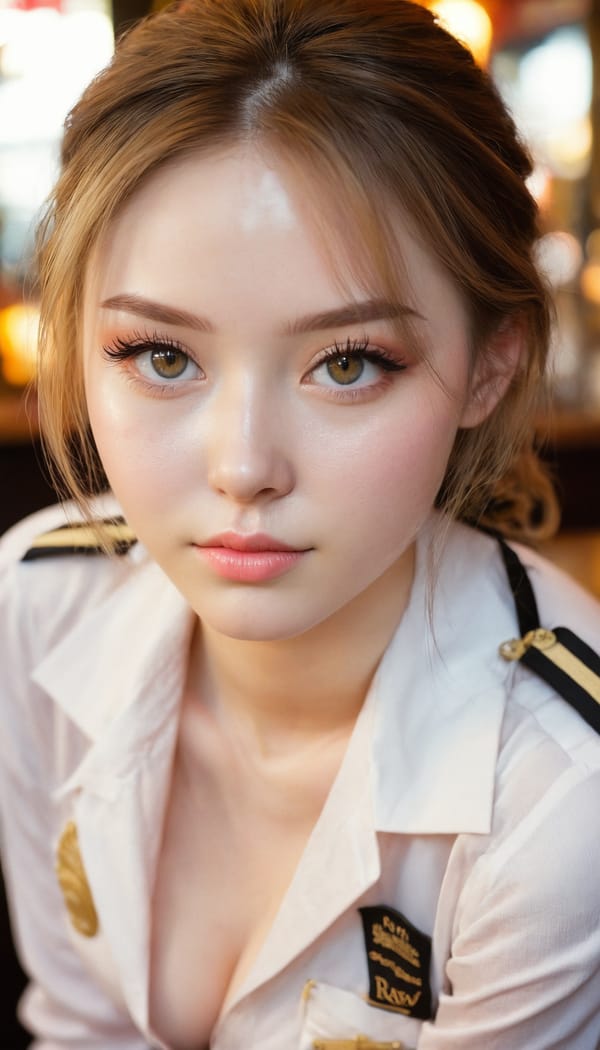 Tags: 21872187, SDXL
{"3": {"inputs": {"seed": 858356930232358, "steps": 64, "cfg": 6.3, "sampler_name": "dpmpp_2m", "scheduler": "karras", "denoise": 1.0, "model": ["27", 0], "positive": ["6", 0], "negative": ["7", 0], "latent_image": ["5", 0]}, "class_type": "KSampler"}, "4": {"inputs": {"ckpt_name": "juggernautxl.safetensors"}, "class_type": "CheckpointLoaderSimple"}, "5": {"inputs": {"width": 768, "height": 1344, "batch_size": 1}, "class_type": "EmptyLatentImage"}, "6": {"inputs": {"text": "20 year old girl, (beautiful eyes:1.01), (blush:1.07), (seductive pose:1.04), (eyelashes:0.95), (temptress:0.96), (cute:1.02), (double eyelids:0.98), (pale skin:1.07), (idol:1.13), (seductive facial expression:1.13), (sexy lips:1.09), (detailed face:1.07), (on all fours:1.10), (spreading ass cheeks:1.01), (from behind:1.08), (backboob:1.13), (a waitress in uniform:1.04) working at a restaurant, (RAW:1.01), (portra:1.05), (natural looking skin:1.07), (textured skin:1.03), (skin fuzz:1.04), (soft lighting:1.03), (detailed skin:1.04), (candid cinema:1.03), (film:1.03)", "clip": ["27", 1]}, "class_type": "CLIPTextEncode"}, "7": {"inputs": {"text": "(open mouth:1.10), (twisted:1.14), (low resolution:1.12), (distorted:1.06), (worst quality:1.10), (bad hands:1.14), (watermark:1.08)", "clip": ["27", 1]}, "class_type": "CLIPTextEncode"}, "8": {"inputs": {"samples": ["3", 0], "vae": ["4", 2]}, "class_type": "VAEDecode"}, "25": {"inputs": {"lora_name": "nudify_xl.safetensors", "strength_model": 0.39, "strength_clip": 0.19, "model": ["4", 0], "clip": ["4", 1]}, "class_type": "LoraLoader"}, "26": {"inputs": {"lora_name": "shirtlift_SDXL_v2.safetensors", "strength_model": 0.04, "strength_clip": 0.01, "model": ["25", 0], "clip": ["25", 1]}, "class_type": "LoraLoader"}, "27": {"inputs": {"lora_name": "PerfectEyesXL.safetensors", "strength_model": 0.15, "strength_clip": 0.02, "model": ["26", 0], "clip": ["26", 1]}, "class_type": "LoraLoader"}, "30": {"inputs": {"model_name": "4x_NMKD-Superscale-SP_178000_G.pth"}, "class_type": "UpscaleModelLoader"}, "31": {"inputs": {"upscale_model": ["30", 0], "image": ["8", 0]}, "class_type": "ImageUpscaleWithModel"}, "32": {"inputs": {"upscale_method": "lanczos", "scale_by": 0.5, "image": ["31", 0]}, "class_type": "ImageScaleBy"}, "33": {"inputs": {"pixels": ["32", 0], "vae": ["4", 2]}, "class_type": "VAEEncode"}, "34": {"inputs": {"seed": 858356930232358, "steps": 64, "cfg": 6.3, "sampler_name": "dpmpp_2m", "scheduler": "karras", "denoise": 0.3, "model": ["27", 0], "positive": ["6", 0], "negative": ["7", 0], "latent_image": ["33", 0]}, "class_type": "KSampler"}, "36": {"inputs": {"samples": ["34", 0], "vae": ["4", 2]}, "class_type": "VAEDecode"}, "39": {"inputs": {"filename_prefix": "comfyapi-1734037788232", "images": ["36", 0]}, "class_type": "SaveImage"}}