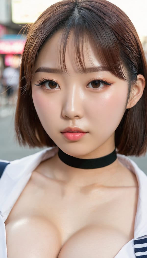 Tags: 21872187, SDXL
{"3": {"inputs": {"seed": 765273994702452, "steps": 64, "cfg": 7.53, "sampler_name": "dpmpp_2m", "scheduler": "karras", "denoise": 1.0, "model": ["27", 0], "positive": ["6", 0], "negative": ["7", 0], "latent_image": ["5", 0]}, "class_type": "KSampler"}, "4": {"inputs": {"ckpt_name": "juggernautxl.safetensors"}, "class_type": "CheckpointLoaderSimple"}, "5": {"inputs": {"width": 768, "height": 1344, "batch_size": 1}, "class_type": "EmptyLatentImage"}, "6": {"inputs": {"text": "27 year old girl, (korean:1.01), (idol:1.10), (blush:1.01), (detailed face:0.97), (double eyelids:1.04), (slim:1.07), (eyelashes:1.11), (temptress:0.98), (sexy lips:1.14), (pale skin:1.00), (beautiful eyes:1.07), (seductive pose:1.12), (cute:1.05), (seductive facial expression:1.13), (on all fours:1.03), (spreading ass cheeks:1.14), (from behind:1.00), (backboob:1.11), (school uniform:0.96), choker, busy street, (RAW:1.02), (soft lighting:1.03), (natural looking skin:1.08), (skin fuzz:1.04), (detailed skin:1.05), (candid cinema:1.03), (film:1.06), (textured skin:1.03), (portra:1.08)", "clip": ["27", 1]}, "class_type": "CLIPTextEncode"}, "7": {"inputs": {"text": "(distorted:1.05), (twisted:1.05), (low resolution:1.12), (watermark:1.09), (worst quality:1.10), (open mouth:1.07), (bad hands:1.14)", "clip": ["27", 1]}, "class_type": "CLIPTextEncode"}, "8": {"inputs": {"samples": ["3", 0], "vae": ["4", 2]}, "class_type": "VAEDecode"}, "25": {"inputs": {"lora_name": "nudify_xl.safetensors", "strength_model": 0.18, "strength_clip": 0.35, "model": ["4", 0], "clip": ["4", 1]}, "class_type": "LoraLoader"}, "26": {"inputs": {"lora_name": "shirtlift_SDXL_v2.safetensors", "strength_model": 0.18, "strength_clip": 0.05, "model": ["25", 0], "clip": ["25", 1]}, "class_type": "LoraLoader"}, "27": {"inputs": {"lora_name": "PerfectEyesXL.safetensors", "strength_model": 0.0, "strength_clip": 0.16, "model": ["26", 0], "clip": ["26", 1]}, "class_type": "LoraLoader"}, "30": {"inputs": {"model_name": "4x_NMKD-Superscale-SP_178000_G.pth"}, "class_type": "UpscaleModelLoader"}, "31": {"inputs": {"upscale_model": ["30", 0], "image": ["8", 0]}, "class_type": "ImageUpscaleWithModel"}, "32": {"inputs": {"upscale_method": "lanczos", "scale_by": 0.5, "image": ["31", 0]}, "class_type": "ImageScaleBy"}, "33": {"inputs": {"pixels": ["32", 0], "vae": ["4", 2]}, "class_type": "VAEEncode"}, "34": {"inputs": {"seed": 765273994702452, "steps": 64, "cfg": 7.53, "sampler_name": "dpmpp_2m", "scheduler": "karras", "denoise": 0.3, "model": ["27", 0], "positive": ["6", 0], "negative": ["7", 0], "latent_image": ["33", 0]}, "class_type": "KSampler"}, "36": {"inputs": {"samples": ["34", 0], "vae": ["4", 2]}, "class_type": "VAEDecode"}, "39": {"inputs": {"filename_prefix": "comfyapi-1727861297165", "images": ["36", 0]}, "class_type": "SaveImage"}}