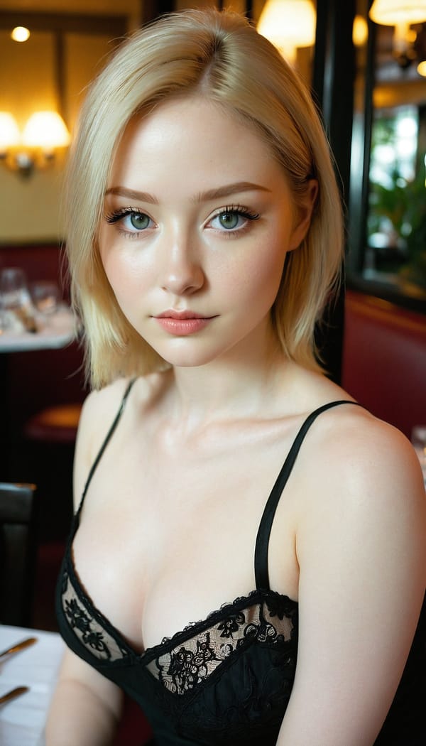 Tags: 21872187, SDXL
{"3": {"inputs": {"seed": 771259447058122, "steps": 64, "cfg": 7.9, "sampler_name": "dpmpp_2m", "scheduler": "karras", "denoise": 1.0, "model": ["27", 0], "positive": ["6", 0], "negative": ["7", 0], "latent_image": ["5", 0]}, "class_type": "KSampler"}, "4": {"inputs": {"ckpt_name": "juggernautxl.safetensors"}, "class_type": "CheckpointLoaderSimple"}, "5": {"inputs": {"width": 768, "height": 1344, "batch_size": 1}, "class_type": "EmptyLatentImage"}, "6": {"inputs": {"text": "27 year old girl, (irish:1.12), (eyelashes:1.06), (slim:0.99), (sexy lips:1.01), (cute:1.03), (pale skin:0.96), (temptress:1.00), (detailed face:0.95), (beautiful eyes:1.02), (double eyelids:1.10), (seductive facial expression:0.97), (seductive pose:1.08), (on all fours:1.13), (spreading ass cheeks:1.04), (from behind:1.02), (backboob:1.03), (wearing a little black dress:0.95) at a fine dining restaurant, (film:1.07), (skin fuzz:1.06), (portra:1.07), (soft lighting:1.03), (natural looking skin:1.01), (detailed skin:1.02), (textured skin:1.03), (candid cinema:1.05), (RAW:1.04)", "clip": ["27", 1]}, "class_type": "CLIPTextEncode"}, "7": {"inputs": {"text": "(bad hands:1.07), (open mouth:1.09), (low resolution:1.05), (twisted:1.13), (worst quality:1.13), (distorted:1.14), (watermark:1.09)", "clip": ["27", 1]}, "class_type": "CLIPTextEncode"}, "8": {"inputs": {"samples": ["3", 0], "vae": ["4", 2]}, "class_type": "VAEDecode"}, "25": {"inputs": {"lora_name": "nudify_xl.safetensors", "strength_model": 0.12, "strength_clip": 0.33, "model": ["4", 0], "clip": ["4", 1]}, "class_type": "LoraLoader"}, "26": {"inputs": {"lora_name": "shirtlift_SDXL_v2.safetensors", "strength_model": 0.07, "strength_clip": 0.02, "model": ["25", 0], "clip": ["25", 1]}, "class_type": "LoraLoader"}, "27": {"inputs": {"lora_name": "PerfectEyesXL.safetensors", "strength_model": 0.08, "strength_clip": 0.19, "model": ["26", 0], "clip": ["26", 1]}, "class_type": "LoraLoader"}, "30": {"inputs": {"model_name": "4x_NMKD-Superscale-SP_178000_G.pth"}, "class_type": "UpscaleModelLoader"}, "31": {"inputs": {"upscale_model": ["30", 0], "image": ["8", 0]}, "class_type": "ImageUpscaleWithModel"}, "32": {"inputs": {"upscale_method": "lanczos", "scale_by": 0.5, "image": ["31", 0]}, "class_type": "ImageScaleBy"}, "33": {"inputs": {"pixels": ["32", 0], "vae": ["4", 2]}, "class_type": "VAEEncode"}, "34": {"inputs": {"seed": 771259447058122, "steps": 64, "cfg": 7.9, "sampler_name": "dpmpp_2m", "scheduler": "karras", "denoise": 0.3, "model": ["27", 0], "positive": ["6", 0], "negative": ["7", 0], "latent_image": ["33", 0]}, "class_type": "KSampler"}, "36": {"inputs": {"samples": ["34", 0], "vae": ["4", 2]}, "class_type": "VAEDecode"}, "39": {"inputs": {"filename_prefix": "comfyapi-1724256840041", "images": ["36", 0]}, "class_type": "SaveImage"}}